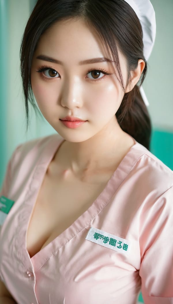 Tags: 21872187, SDXL
{"3": {"inputs": {"seed": 501557640093356, "steps": 32, "cfg": 7.02, "sampler_name": "dpmpp_2m", "scheduler": "karras", "denoise": 1.0, "model": ["27", 0], "positive": ["6", 0], "negative": ["7", 0], "latent_image": ["5", 0]}, "class_type": "KSampler"}, "4": {"inputs": {"ckpt_name": "juggernautxl.safetensors"}, "class_type": "CheckpointLoaderSimple"}, "5": {"inputs": {"width": 768, "height": 1344, "batch_size": 1}, "class_type": "EmptyLatentImage"}, "6": {"inputs": {"text": "23 year old girl, (japanese:0.96), (cute:0.97), (sexy lips:1.05), (detailed face:1.02), (seductive pose:0.99), (seductive facial expression:0.98), (slim:0.96), (eyelashes:1.11), (double eyelids:0.99), (pale skin:1.06), (blush:1.09), (temptress:1.03), (beautiful eyes:1.03), (in a seductive pose:1.10), (large perky breasts:0.96), (cleavage:1.06), (thigh gap:1.11), (nurse in uniform:1.12) working in a hospital ward, (skin fuzz:1.08), (candid cinema:1.04), (textured skin:1.06), (soft lighting:1.02), (portra:1.05), (natural looking skin:1.05), (detailed skin:1.03), (RAW:1.07), (film:1.09)", "clip": ["27", 1]}, "class_type": "CLIPTextEncode"}, "7": {"inputs": {"text": "(bad hands:1.12), (open mouth:1.11), (worst quality:1.06), (low resolution:1.13), (distorted:1.11), (watermark:1.07), (twisted:1.05)", "clip": ["27", 1]}, "class_type": "CLIPTextEncode"}, "8": {"inputs": {"samples": ["3", 0], "vae": ["4", 2]}, "class_type": "VAEDecode"}, "25": {"inputs": {"lora_name": "nudify_xl.safetensors", "strength_model": 0.3, "strength_clip": 0.02, "model": ["4", 0], "clip": ["4", 1]}, "class_type": "LoraLoader"}, "26": {"inputs": {"lora_name": "shirtlift_SDXL_v2.safetensors", "strength_model": 0.16, "strength_clip": 0.15, "model": ["25", 0], "clip": ["25", 1]}, "class_type": "LoraLoader"}, "27": {"inputs": {"lora_name": "PerfectEyesXL.safetensors", "strength_model": 0.1, "strength_clip": 0.09, "model": ["26", 0], "clip": ["26", 1]}, "class_type": "LoraLoader"}, "30": {"inputs": {"model_name": "4x_NMKD-Superscale-SP_178000_G.pth"}, "class_type": "UpscaleModelLoader"}, "31": {"inputs": {"upscale_model": ["30", 0], "image": ["8", 0]}, "class_type": "ImageUpscaleWithModel"}, "32": {"inputs": {"upscale_method": "lanczos", "scale_by": 0.5, "image": ["31", 0]}, "class_type": "ImageScaleBy"}, "33": {"inputs": {"pixels": ["32", 0], "vae": ["4", 2]}, "class_type": "VAEEncode"}, "34": {"inputs": {"seed": 501557640093356, "steps": 32, "cfg": 7.02, "sampler_name": "dpmpp_2m", "scheduler": "karras", "denoise": 0.3, "model": ["27", 0], "positive": ["6", 0], "negative": ["7", 0], "latent_image": ["33", 0]}, "class_type": "KSampler"}, "36": {"inputs": {"samples": ["34", 0], "vae": ["4", 2]}, "class_type": "VAEDecode"}, "39": {"inputs": {"filename_prefix": "comfyapi-1728058235748", "images": ["36", 0]}, "class_type": "SaveImage"}}