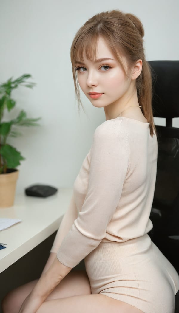 Tags: 21872187, SDXL
{"3": {"inputs": {"seed": 280291187491260, "steps": 64, "cfg": 5.23, "sampler_name": "dpmpp_2m", "scheduler": "karras", "denoise": 1.0, "model": ["27", 0], "positive": ["6", 0], "negative": ["7", 0], "latent_image": ["5", 0]}, "class_type": "KSampler"}, "4": {"inputs": {"ckpt_name": "juggernautxl.safetensors"}, "class_type": "CheckpointLoaderSimple"}, "5": {"inputs": {"width": 768, "height": 1344, "batch_size": 1}, "class_type": "EmptyLatentImage"}, "6": {"inputs": {"text": "21 year old girl, (russian:0.96), (seductive pose:0.97), (eyelashes:1.04), (slim:1.09), (double eyelids:1.03), (pale skin:1.13), (blush:1.05), (sexy lips:1.07), (temptress:0.97), (idol:0.96), (cute:0.98), (beautiful eyes:1.13), (seductive facial expression:1.12), (perky ass:1.14), (exposed ass:0.96), (looking back:1.13), (sexy ass:1.06), (thigh gap:0.95), (an office lady:1.13), (detailed skin:1.03), (natural looking skin:1.04), (skin fuzz:1.03), (textured skin:1.09), (film:1.09), (RAW:1.06), (candid cinema:1.04), (portra:1.07), (soft lighting:1.04)", "clip": ["27", 1]}, "class_type": "CLIPTextEncode"}, "7": {"inputs": {"text": "(low resolution:1.09), (worst quality:1.14), (watermark:1.13), (distorted:1.08), (twisted:1.06), (bad hands:1.13), (open mouth:1.05)", "clip": ["27", 1]}, "class_type": "CLIPTextEncode"}, "8": {"inputs": {"samples": ["3", 0], "vae": ["4", 2]}, "class_type": "VAEDecode"}, "25": {"inputs": {"lora_name": "nudify_xl.safetensors", "strength_model": 0.01, "strength_clip": 0.23, "model": ["4", 0], "clip": ["4", 1]}, "class_type": "LoraLoader"}, "26": {"inputs": {"lora_name": "shirtlift_SDXL_v2.safetensors", "strength_model": 0.01, "strength_clip": 0.06, "model": ["25", 0], "clip": ["25", 1]}, "class_type": "LoraLoader"}, "27": {"inputs": {"lora_name": "PerfectEyesXL.safetensors", "strength_model": 0.02, "strength_clip": 0.0, "model": ["26", 0], "clip": ["26", 1]}, "class_type": "LoraLoader"}, "30": {"inputs": {"model_name": "4x_NMKD-Superscale-SP_178000_G.pth"}, "class_type": "UpscaleModelLoader"}, "31": {"inputs": {"upscale_model": ["30", 0], "image": ["8", 0]}, "class_type": "ImageUpscaleWithModel"}, "32": {"inputs": {"upscale_method": "lanczos", "scale_by": 0.5, "image": ["31", 0]}, "class_type": "ImageScaleBy"}, "33": {"inputs": {"pixels": ["32", 0], "vae": ["4", 2]}, "class_type": "VAEEncode"}, "34": {"inputs": {"seed": 280291187491260, "steps": 64, "cfg": 5.23, "sampler_name": "dpmpp_2m", "scheduler": "karras", "denoise": 0.3, "model": ["27", 0], "positive": ["6", 0], "negative": ["7", 0], "latent_image": ["33", 0]}, "class_type": "KSampler"}, "36": {"inputs": {"samples": ["34", 0], "vae": ["4", 2]}, "class_type": "VAEDecode"}, "39": {"inputs": {"filename_prefix": "comfyapi-1724815533732", "images": ["36", 0]}, "class_type": "SaveImage"}}