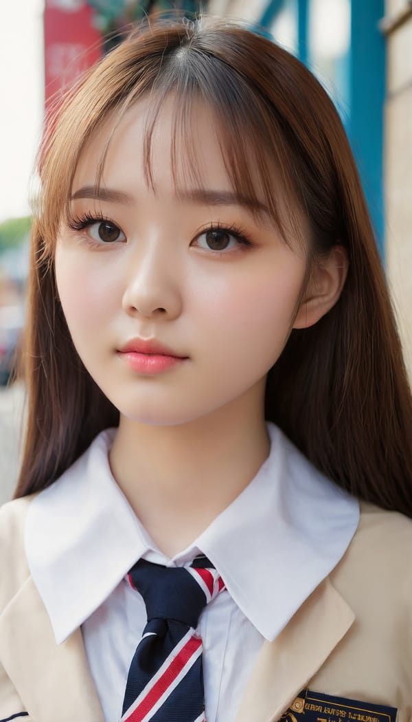 Tags: 21872187, SDXL
{"3": {"inputs": {"seed": 669966508842007, "steps": 32, "cfg": 5.85, "sampler_name": "dpmpp_2m", "scheduler": "karras", "denoise": 1.0, "model": ["27", 0], "positive": ["6", 0], "negative": ["7", 0], "latent_image": ["5", 0]}, "class_type": "KSampler"}, "4": {"inputs": {"ckpt_name": "juggernautxl.safetensors"}, "class_type": "CheckpointLoaderSimple"}, "5": {"inputs": {"width": 768, "height": 1344, "batch_size": 1}, "class_type": "EmptyLatentImage"}, "6": {"inputs": {"text": "19 year old girl, (eyelashes:1.04), (double eyelids:1.14), (blush:1.01), (slim:1.01), (seductive pose:1.11), (pale skin:1.08), (temptress:0.99), (idol:1.09), (cute:1.12), (sexy lips:1.06), (seductive facial expression:1.10), (in a seductive pose:0.99), (large perky breasts:1.04), (cleavage:1.06), (thigh gap:1.12), (school uniform:1.11), choker, busy street, (textured skin:1.07), (natural looking skin:1.02), (soft lighting:1.04), (portra:1.07), (skin fuzz:1.06), (detailed skin:1.08), (candid cinema:1.08), (film:1.01), (RAW:1.05)", "clip": ["27", 1]}, "class_type": "CLIPTextEncode"}, "7": {"inputs": {"text": "(distorted:1.11), (bad hands:1.06), (twisted:1.07), (open mouth:1.12), (low resolution:1.11), (watermark:1.08), (worst quality:1.08)", "clip": ["27", 1]}, "class_type": "CLIPTextEncode"}, "8": {"inputs": {"samples": ["3", 0], "vae": ["4", 2]}, "class_type": "VAEDecode"}, "25": {"inputs": {"lora_name": "nudify_xl.safetensors", "strength_model": 0.36, "strength_clip": 0.1, "model": ["4", 0], "clip": ["4", 1]}, "class_type": "LoraLoader"}, "26": {"inputs": {"lora_name": "shirtlift_SDXL_v2.safetensors", "strength_model": 0.18, "strength_clip": 0.14, "model": ["25", 0], "clip": ["25", 1]}, "class_type": "LoraLoader"}, "27": {"inputs": {"lora_name": "PerfectEyesXL.safetensors", "strength_model": 0.01, "strength_clip": 0.03, "model": ["26", 0], "clip": ["26", 1]}, "class_type": "LoraLoader"}, "30": {"inputs": {"model_name": "4x_NMKD-Superscale-SP_178000_G.pth"}, "class_type": "UpscaleModelLoader"}, "31": {"inputs": {"upscale_model": ["30", 0], "image": ["8", 0]}, "class_type": "ImageUpscaleWithModel"}, "32": {"inputs": {"upscale_method": "lanczos", "scale_by": 0.5, "image": ["31", 0]}, "class_type": "ImageScaleBy"}, "33": {"inputs": {"pixels": ["32", 0], "vae": ["4", 2]}, "class_type": "VAEEncode"}, "34": {"inputs": {"seed": 669966508842007, "steps": 32, "cfg": 5.85, "sampler_name": "dpmpp_2m", "scheduler": "karras", "denoise": 0.3, "model": ["27", 0], "positive": ["6", 0], "negative": ["7", 0], "latent_image": ["33", 0]}, "class_type": "KSampler"}, "36": {"inputs": {"samples": ["34", 0], "vae": ["4", 2]}, "class_type": "VAEDecode"}, "39": {"inputs": {"filename_prefix": "comfyapi-1713860986498", "images": ["36", 0]}, "class_type": "SaveImage"}}