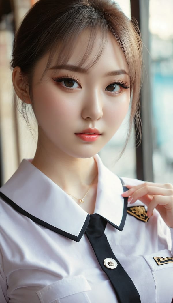 Tags: 21872187, SDXL
{"3": {"inputs": {"seed": 471310827707207, "steps": 32, "cfg": 7.7, "sampler_name": "dpmpp_2m", "scheduler": "karras", "denoise": 1.0, "model": ["27", 0], "positive": ["6", 0], "negative": ["7", 0], "latent_image": ["5", 0]}, "class_type": "KSampler"}, "4": {"inputs": {"ckpt_name": "juggernautxl.safetensors"}, "class_type": "CheckpointLoaderSimple"}, "5": {"inputs": {"width": 768, "height": 1344, "batch_size": 1}, "class_type": "EmptyLatentImage"}, "6": {"inputs": {"text": "25 year old girl, (russian:1.04), (korean:1.02), (pale skin:1.08), (temptress:0.97), (detailed face:1.07), (eyelashes:1.04), (idol:1.10), (beautiful eyes:1.14), (cute:1.09), (seductive pose:1.09), (seductive facial expression:1.09), (blush:0.98), (sexy lips:0.99), (double eyelids:1.09), (in a seductive pose:1.06), (large perky breasts:1.08), (cleavage:1.04), (thigh gap:1.02), (school uniform:1.11), choker, busy street, (soft lighting:1.02), (skin fuzz:1.05), (film:1.02), (natural looking skin:1.09), (detailed skin:1.03), (RAW:1.02), (candid cinema:1.09), (textured skin:1.09), (portra:1.06)", "clip": ["27", 1]}, "class_type": "CLIPTextEncode"}, "7": {"inputs": {"text": "(distorted:1.09), (watermark:1.06), (twisted:1.05), (low resolution:1.07), (open mouth:1.13), (worst quality:1.06), (bad hands:1.09)", "clip": ["27", 1]}, "class_type": "CLIPTextEncode"}, "8": {"inputs": {"samples": ["3", 0], "vae": ["4", 2]}, "class_type": "VAEDecode"}, "25": {"inputs": {"lora_name": "nudify_xl.safetensors", "strength_model": 0.29, "strength_clip": 0.17, "model": ["4", 0], "clip": ["4", 1]}, "class_type": "LoraLoader"}, "26": {"inputs": {"lora_name": "shirtlift_SDXL_v2.safetensors", "strength_model": 0.03, "strength_clip": 0.06, "model": ["25", 0], "clip": ["25", 1]}, "class_type": "LoraLoader"}, "27": {"inputs": {"lora_name": "PerfectEyesXL.safetensors", "strength_model": 0.18, "strength_clip": 0.17, "model": ["26", 0], "clip": ["26", 1]}, "class_type": "LoraLoader"}, "30": {"inputs": {"model_name": "4x_NMKD-Superscale-SP_178000_G.pth"}, "class_type": "UpscaleModelLoader"}, "31": {"inputs": {"upscale_model": ["30", 0], "image": ["8", 0]}, "class_type": "ImageUpscaleWithModel"}, "32": {"inputs": {"upscale_method": "lanczos", "scale_by": 0.5, "image": ["31", 0]}, "class_type": "ImageScaleBy"}, "33": {"inputs": {"pixels": ["32", 0], "vae": ["4", 2]}, "class_type": "VAEEncode"}, "34": {"inputs": {"seed": 471310827707207, "steps": 32, "cfg": 7.7, "sampler_name": "dpmpp_2m", "scheduler": "karras", "denoise": 0.3, "model": ["27", 0], "positive": ["6", 0], "negative": ["7", 0], "latent_image": ["33", 0]}, "class_type": "KSampler"}, "36": {"inputs": {"samples": ["34", 0], "vae": ["4", 2]}, "class_type": "VAEDecode"}, "39": {"inputs": {"filename_prefix": "comfyapi-1726172999898", "images": ["36", 0]}, "class_type": "SaveImage"}}