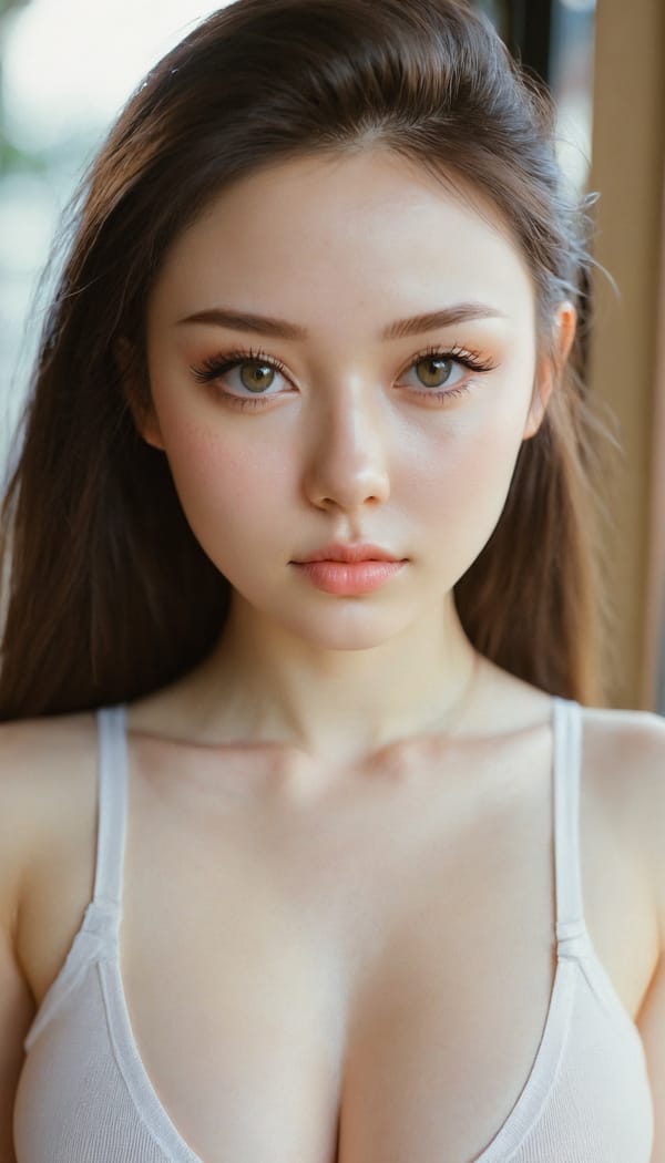 Tags: 21872187, SDXL
{"3": {"inputs": {"seed": 852066627507778, "steps": 64, "cfg": 6.59, "sampler_name": "dpmpp_2m", "scheduler": "karras", "denoise": 1.0, "model": ["27", 0], "positive": ["6", 0], "negative": ["7", 0], "latent_image": ["5", 0]}, "class_type": "KSampler"}, "4": {"inputs": {"ckpt_name": "juggernautxl.safetensors"}, "class_type": "CheckpointLoaderSimple"}, "5": {"inputs": {"width": 768, "height": 1344, "batch_size": 1}, "class_type": "EmptyLatentImage"}, "6": {"inputs": {"text": "23 year old girl, (slim:1.04), (sexy lips:0.97), (eyelashes:1.04), (blush:1.04), (pale skin:1.03), (detailed face:1.08), (seductive pose:0.96), (double eyelids:1.00), (seductive facial expression:0.96), (temptress:1.13), (cute:1.14), (idol:1.10), (beautiful eyes:1.13), (in a seductive pose:1.00), (large perky breasts:1.00), (cleavage:1.09), (thigh gap:0.98), (white tanktop:0.96), busy street, (natural looking skin:1.01), (candid cinema:1.03), (RAW:1.06), (skin fuzz:1.08), (film:1.05), (soft lighting:1.02), (detailed skin:1.04), (textured skin:1.06), (portra:1.03)", "clip": ["27", 1]}, "class_type": "CLIPTextEncode"}, "7": {"inputs": {"text": "(open mouth:1.08), (worst quality:1.08), (bad hands:1.10), (low resolution:1.09), (twisted:1.11), (watermark:1.07), (distorted:1.05)", "clip": ["27", 1]}, "class_type": "CLIPTextEncode"}, "8": {"inputs": {"samples": ["3", 0], "vae": ["4", 2]}, "class_type": "VAEDecode"}, "25": {"inputs": {"lora_name": "nudify_xl.safetensors", "strength_model": 0.16, "strength_clip": 0.3, "model": ["4", 0], "clip": ["4", 1]}, "class_type": "LoraLoader"}, "26": {"inputs": {"lora_name": "shirtlift_SDXL_v2.safetensors", "strength_model": 0.01, "strength_clip": 0.04, "model": ["25", 0], "clip": ["25", 1]}, "class_type": "LoraLoader"}, "27": {"inputs": {"lora_name": "PerfectEyesXL.safetensors", "strength_model": 0.02, "strength_clip": 0.15, "model": ["26", 0], "clip": ["26", 1]}, "class_type": "LoraLoader"}, "30": {"inputs": {"model_name": "4x_NMKD-Superscale-SP_178000_G.pth"}, "class_type": "UpscaleModelLoader"}, "31": {"inputs": {"upscale_model": ["30", 0], "image": ["8", 0]}, "class_type": "ImageUpscaleWithModel"}, "32": {"inputs": {"upscale_method": "lanczos", "scale_by": 0.5, "image": ["31", 0]}, "class_type": "ImageScaleBy"}, "33": {"inputs": {"pixels": ["32", 0], "vae": ["4", 2]}, "class_type": "VAEEncode"}, "34": {"inputs": {"seed": 852066627507778, "steps": 64, "cfg": 6.59, "sampler_name": "dpmpp_2m", "scheduler": "karras", "denoise": 0.3, "model": ["27", 0], "positive": ["6", 0], "negative": ["7", 0], "latent_image": ["33", 0]}, "class_type": "KSampler"}, "36": {"inputs": {"samples": ["34", 0], "vae": ["4", 2]}, "class_type": "VAEDecode"}, "39": {"inputs": {"filename_prefix": "comfyapi-1726334325431", "images": ["36", 0]}, "class_type": "SaveImage"}}