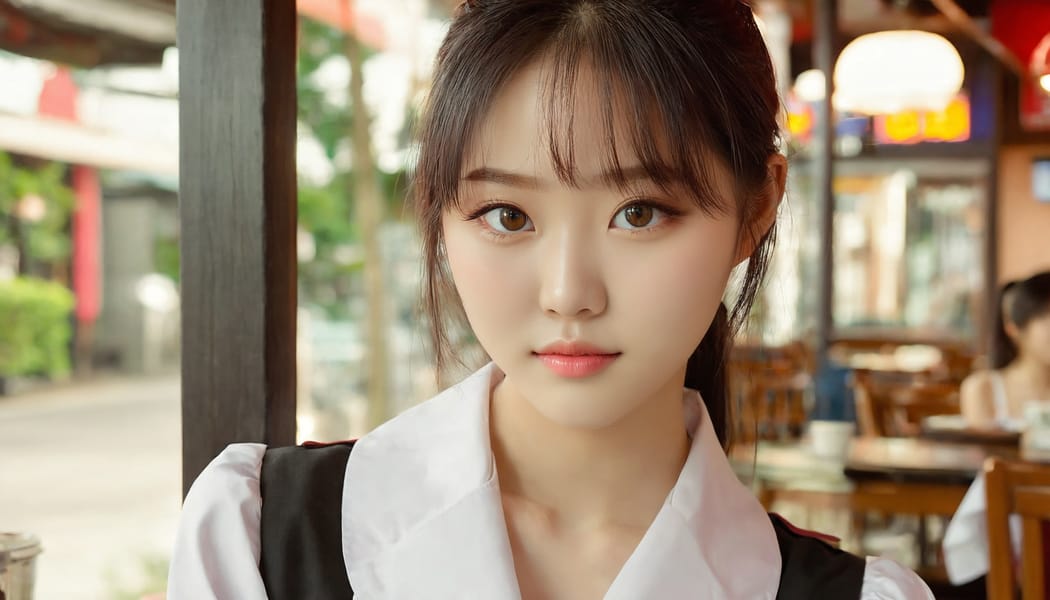 Tags: 21872187, SDXL
{"3": {"inputs": {"seed": 522558066234649, "steps": 32, "cfg": 5.79, "sampler_name": "dpmpp_2m", "scheduler": "karras", "denoise": 1.0, "model": ["27", 0], "positive": ["6", 0], "negative": ["7", 0], "latent_image": ["5", 0]}, "class_type": "KSampler"}, "4": {"inputs": {"ckpt_name": "juggernautxl.safetensors"}, "class_type": "CheckpointLoaderSimple"}, "5": {"inputs": {"width": 1344, "height": 768, "batch_size": 1}, "class_type": "EmptyLatentImage"}, "6": {"inputs": {"text": "18 year old girl, (korean:1.01), (cute:0.98), (seductive facial expression:1.02), (sexy lips:1.03), (seductive pose:1.09), (beautiful eyes:1.11), (double eyelids:1.09), (detailed face:1.02), (temptress:1.00), (slim:0.98), (pale skin:1.08), (in a seductive pose:0.95), (large perky breasts:1.09), (cleavage:1.14), (thigh gap:1.00), (a waitress in uniform:1.04) working at a restaurant, (skin fuzz:1.04), (soft lighting:1.09), (textured skin:1.01), (film:1.05), (portra:1.09), (natural looking skin:1.04), (RAW:1.06), (detailed skin:1.01), (candid cinema:1.03)", "clip": ["27", 1]}, "class_type": "CLIPTextEncode"}, "7": {"inputs": {"text": "(low resolution:1.13), (bad hands:1.12), (open mouth:1.06), (twisted:1.06), (watermark:1.06), (distorted:1.10), (worst quality:1.09)", "clip": ["27", 1]}, "class_type": "CLIPTextEncode"}, "8": {"inputs": {"samples": ["3", 0], "vae": ["4", 2]}, "class_type": "VAEDecode"}, "25": {"inputs": {"lora_name": "nudify_xl.safetensors", "strength_model": 0.35, "strength_clip": 0.11, "model": ["4", 0], "clip": ["4", 1]}, "class_type": "LoraLoader"}, "26": {"inputs": {"lora_name": "shirtlift_SDXL_v2.safetensors", "strength_model": 0.06, "strength_clip": 0.09, "model": ["25", 0], "clip": ["25", 1]}, "class_type": "LoraLoader"}, "27": {"inputs": {"lora_name": "PerfectEyesXL.safetensors", "strength_model": 0.06, "strength_clip": 0.03, "model": ["26", 0], "clip": ["26", 1]}, "class_type": "LoraLoader"}, "30": {"inputs": {"model_name": "4x_NMKD-Superscale-SP_178000_G.pth"}, "class_type": "UpscaleModelLoader"}, "31": {"inputs": {"upscale_model": ["30", 0], "image": ["8", 0]}, "class_type": "ImageUpscaleWithModel"}, "32": {"inputs": {"upscale_method": "lanczos", "scale_by": 0.5, "image": ["31", 0]}, "class_type": "ImageScaleBy"}, "33": {"inputs": {"pixels": ["32", 0], "vae": ["4", 2]}, "class_type": "VAEEncode"}, "34": {"inputs": {"seed": 522558066234649, "steps": 32, "cfg": 5.79, "sampler_name": "dpmpp_2m", "scheduler": "karras", "denoise": 0.3, "model": ["27", 0], "positive": ["6", 0], "negative": ["7", 0], "latent_image": ["33", 0]}, "class_type": "KSampler"}, "36": {"inputs": {"samples": ["34", 0], "vae": ["4", 2]}, "class_type": "VAEDecode"}, "39": {"inputs": {"filename_prefix": "comfyapi-1731748124234", "images": ["36", 0]}, "class_type": "SaveImage"}}