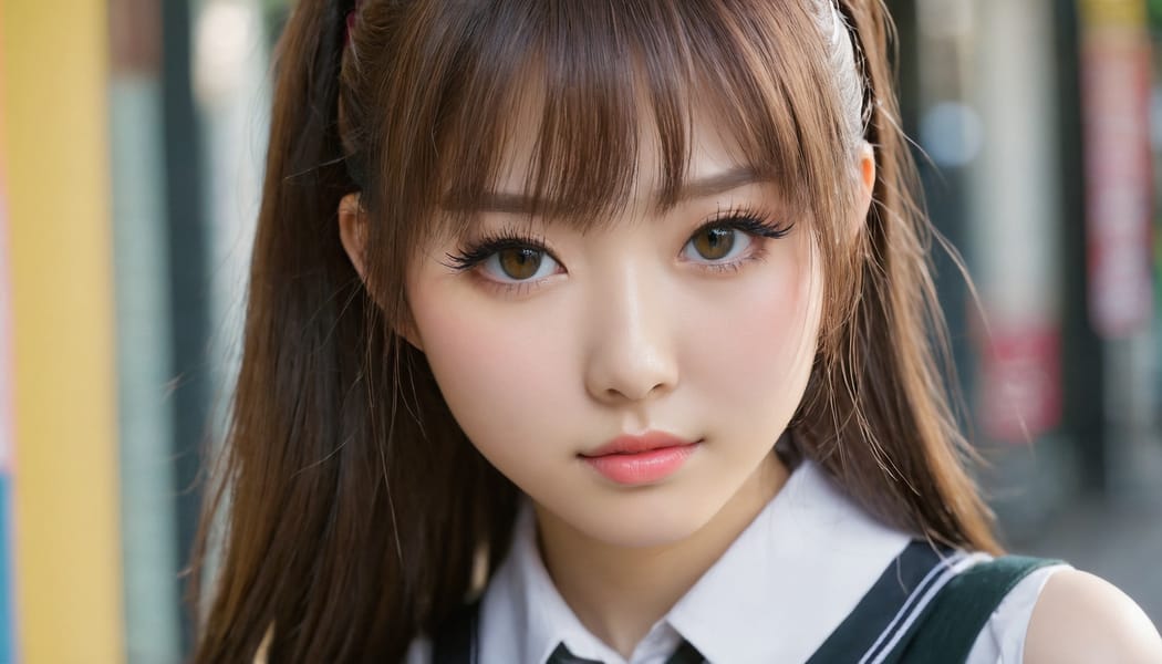 Tags: 21872187, SDXL
{"3": {"inputs": {"seed": 861726323014475, "steps": 64, "cfg": 5.6, "sampler_name": "dpmpp_2m", "scheduler": "karras", "denoise": 1.0, "model": ["27", 0], "positive": ["6", 0], "negative": ["7", 0], "latent_image": ["5", 0]}, "class_type": "KSampler"}, "4": {"inputs": {"ckpt_name": "juggernautxl.safetensors"}, "class_type": "CheckpointLoaderSimple"}, "5": {"inputs": {"width": 1344, "height": 768, "batch_size": 1}, "class_type": "EmptyLatentImage"}, "6": {"inputs": {"text": "26 year old girl, (japanese:1.08), (eyelashes:1.08), (slim:1.07), (seductive pose:0.98), (blush:1.01), (detailed face:0.96), (seductive facial expression:1.07), (temptress:1.05), (idol:1.10), (beautiful eyes:1.12), (cute:1.09), (pale skin:1.01), (double eyelids:0.99), (sexy lips:0.96), (in a seductive pose:0.99), (large perky breasts:1.04), (cleavage:1.08), (thigh gap:1.12), (school uniform:1.08), choker, busy street, (detailed skin:1.00), (textured skin:1.05), (soft lighting:1.06), (portra:1.06), (RAW:1.01), (natural looking skin:1.06), (skin fuzz:1.05), (candid cinema:1.02), (film:1.02)", "clip": ["27", 1]}, "class_type": "CLIPTextEncode"}, "7": {"inputs": {"text": "(low resolution:1.08), (watermark:1.12), (distorted:1.10), (bad hands:1.05), (twisted:1.13), (open mouth:1.07), (worst quality:1.10)", "clip": ["27", 1]}, "class_type": "CLIPTextEncode"}, "8": {"inputs": {"samples": ["3", 0], "vae": ["4", 2]}, "class_type": "VAEDecode"}, "25": {"inputs": {"lora_name": "nudify_xl.safetensors", "strength_model": 0.2, "strength_clip": 0.17, "model": ["4", 0], "clip": ["4", 1]}, "class_type": "LoraLoader"}, "26": {"inputs": {"lora_name": "shirtlift_SDXL_v2.safetensors", "strength_model": 0.01, "strength_clip": 0.14, "model": ["25", 0], "clip": ["25", 1]}, "class_type": "LoraLoader"}, "27": {"inputs": {"lora_name": "PerfectEyesXL.safetensors", "strength_model": 0.01, "strength_clip": 0.17, "model": ["26", 0], "clip": ["26", 1]}, "class_type": "LoraLoader"}, "30": {"inputs": {"model_name": "4x_NMKD-Superscale-SP_178000_G.pth"}, "class_type": "UpscaleModelLoader"}, "31": {"inputs": {"upscale_model": ["30", 0], "image": ["8", 0]}, "class_type": "ImageUpscaleWithModel"}, "32": {"inputs": {"upscale_method": "lanczos", "scale_by": 0.5, "image": ["31", 0]}, "class_type": "ImageScaleBy"}, "33": {"inputs": {"pixels": ["32", 0], "vae": ["4", 2]}, "class_type": "VAEEncode"}, "34": {"inputs": {"seed": 861726323014475, "steps": 64, "cfg": 5.6, "sampler_name": "dpmpp_2m", "scheduler": "karras", "denoise": 0.3, "model": ["27", 0], "positive": ["6", 0], "negative": ["7", 0], "latent_image": ["33", 0]}, "class_type": "KSampler"}, "36": {"inputs": {"samples": ["34", 0], "vae": ["4", 2]}, "class_type": "VAEDecode"}, "39": {"inputs": {"filename_prefix": "comfyapi-1735107004146", "images": ["36", 0]}, "class_type": "SaveImage"}}