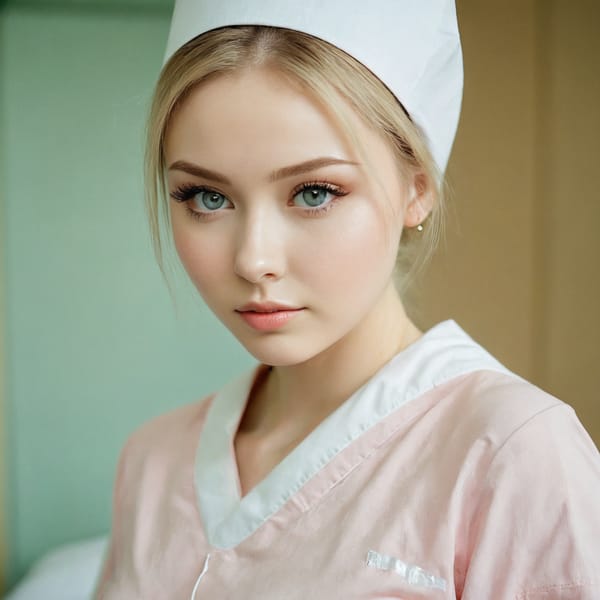 Tags: 21872187, SDXL
{"3": {"inputs": {"seed": 319138067960893, "steps": 64, "cfg": 5.75, "sampler_name": "dpmpp_2m", "scheduler": "karras", "denoise": 1.0, "model": ["27", 0], "positive": ["6", 0], "negative": ["7", 0], "latent_image": ["5", 0]}, "class_type": "KSampler"}, "4": {"inputs": {"ckpt_name": "juggernautxl.safetensors"}, "class_type": "CheckpointLoaderSimple"}, "5": {"inputs": {"width": 1024, "height": 1024, "batch_size": 1}, "class_type": "EmptyLatentImage"}, "6": {"inputs": {"text": "22 year old girl, (russian:1.04), (cute:1.09), (slim:1.13), (temptress:1.12), (beautiful eyes:1.09), (double eyelids:1.06), (blush:0.97), (idol:1.06), (eyelashes:1.13), (seductive facial expression:1.11), (detailed face:1.08), (seductive pose:1.13), (pale skin:1.14), (sexy lips:1.12), (in a seductive pose:1.11), (large perky breasts:1.09), (cleavage:1.03), (thigh gap:1.07), (nurse in uniform:1.02) working in a hospital ward, (candid cinema:1.01), (RAW:1.05), (portra:1.04), (film:1.00), (skin fuzz:1.04), (detailed skin:1.04), (soft lighting:1.04), (textured skin:1.01), (natural looking skin:1.03)", "clip": ["27", 1]}, "class_type": "CLIPTextEncode"}, "7": {"inputs": {"text": "(worst quality:1.09), (distorted:1.09), (twisted:1.14), (open mouth:1.14), (watermark:1.06), (bad hands:1.07), (low resolution:1.12)", "clip": ["27", 1]}, "class_type": "CLIPTextEncode"}, "8": {"inputs": {"samples": ["3", 0], "vae": ["4", 2]}, "class_type": "VAEDecode"}, "25": {"inputs": {"lora_name": "nudify_xl.safetensors", "strength_model": 0.08, "strength_clip": 0.19, "model": ["4", 0], "clip": ["4", 1]}, "class_type": "LoraLoader"}, "26": {"inputs": {"lora_name": "shirtlift_SDXL_v2.safetensors", "strength_model": 0.16, "strength_clip": 0.07, "model": ["25", 0], "clip": ["25", 1]}, "class_type": "LoraLoader"}, "27": {"inputs": {"lora_name": "PerfectEyesXL.safetensors", "strength_model": 0.01, "strength_clip": 0.1, "model": ["26", 0], "clip": ["26", 1]}, "class_type": "LoraLoader"}, "30": {"inputs": {"model_name": "4x_NMKD-Superscale-SP_178000_G.pth"}, "class_type": "UpscaleModelLoader"}, "31": {"inputs": {"upscale_model": ["30", 0], "image": ["8", 0]}, "class_type": "ImageUpscaleWithModel"}, "32": {"inputs": {"upscale_method": "lanczos", "scale_by": 0.5, "image": ["31", 0]}, "class_type": "ImageScaleBy"}, "33": {"inputs": {"pixels": ["32", 0], "vae": ["4", 2]}, "class_type": "VAEEncode"}, "34": {"inputs": {"seed": 319138067960893, "steps": 64, "cfg": 5.75, "sampler_name": "dpmpp_2m", "scheduler": "karras", "denoise": 0.3, "model": ["27", 0], "positive": ["6", 0], "negative": ["7", 0], "latent_image": ["33", 0]}, "class_type": "KSampler"}, "36": {"inputs": {"samples": ["34", 0], "vae": ["4", 2]}, "class_type": "VAEDecode"}, "39": {"inputs": {"filename_prefix": "comfyapi-1713284756406", "images": ["36", 0]}, "class_type": "SaveImage"}}