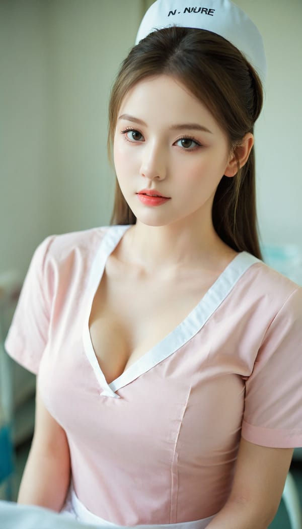 Tags: 21872187, SDXL
{"3": {"inputs": {"seed": 366470208885277, "steps": 64, "cfg": 5.23, "sampler_name": "dpmpp_2m", "scheduler": "karras", "denoise": 1.0, "model": ["27", 0], "positive": ["6", 0], "negative": ["7", 0], "latent_image": ["5", 0]}, "class_type": "KSampler"}, "4": {"inputs": {"ckpt_name": "leosamsHelloworldSDXL_helloworldSDXL32DPO.safetensors"}, "class_type": "CheckpointLoaderSimple"}, "5": {"inputs": {"width": 768, "height": 1344, "batch_size": 1}, "class_type": "EmptyLatentImage"}, "6": {"inputs": {"text": "18 year old girl, (beautiful eyes:1.04), (seductive facial expression:1.05), (eyelashes:1.09), (double eyelids:1.09), (slim:1.11), (pale skin:1.14), (detailed face:1.11), (idol:0.98), (temptress:1.06), (blush:1.09), (seductive pose:1.09), (sexy lips:1.07), (in a seductive pose:1.01), (large perky breasts:0.96), (cleavage:1.07), (thigh gap:0.96), (nurse in uniform:1.10) working in a hospital ward, (film:1.03), (detailed skin:1.09), (natural looking skin:1.07), (RAW:1.05), (soft lighting:1.00), (textured skin:1.04), (portra:1.08), (candid cinema:1.09), (skin fuzz:1.00)", "clip": ["27", 1]}, "class_type": "CLIPTextEncode"}, "7": {"inputs": {"text": "(open mouth:1.06), (worst quality:1.06), (watermark:1.13), (distorted:1.14), (bad hands:1.08), (low resolution:1.05), (twisted:1.06)", "clip": ["27", 1]}, "class_type": "CLIPTextEncode"}, "8": {"inputs": {"samples": ["3", 0], "vae": ["4", 2]}, "class_type": "VAEDecode"}, "25": {"inputs": {"lora_name": "nudify_xl.safetensors", "strength_model": 0.37, "strength_clip": 0.19, "model": ["4", 0], "clip": ["4", 1]}, "class_type": "LoraLoader"}, "26": {"inputs": {"lora_name": "shirtlift_SDXL_v2.safetensors", "strength_model": 0.06, "strength_clip": 0.0, "model": ["25", 0], "clip": ["25", 1]}, "class_type": "LoraLoader"}, "27": {"inputs": {"lora_name": "PerfectEyesXL.safetensors", "strength_model": 0.13, "strength_clip": 0.16, "model": ["26", 0], "clip": ["26", 1]}, "class_type": "LoraLoader"}, "30": {"inputs": {"model_name": "4x_NMKD-Superscale-SP_178000_G.pth"}, "class_type": "UpscaleModelLoader"}, "31": {"inputs": {"upscale_model": ["30", 0], "image": ["8", 0]}, "class_type": "ImageUpscaleWithModel"}, "32": {"inputs": {"upscale_method": "lanczos", "scale_by": 0.5, "image": ["31", 0]}, "class_type": "ImageScaleBy"}, "33": {"inputs": {"pixels": ["32", 0], "vae": ["4", 2]}, "class_type": "VAEEncode"}, "34": {"inputs": {"seed": 366470208885277, "steps": 64, "cfg": 5.23, "sampler_name": "dpmpp_2m", "scheduler": "karras", "denoise": 0.3, "model": ["27", 0], "positive": ["6", 0], "negative": ["7", 0], "latent_image": ["33", 0]}, "class_type": "KSampler"}, "36": {"inputs": {"samples": ["34", 0], "vae": ["4", 2]}, "class_type": "VAEDecode"}, "39": {"inputs": {"filename_prefix": "comfyapi-1707270055349", "images": ["36", 0]}, "class_type": "SaveImage"}}