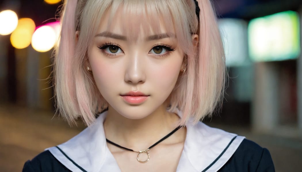 Tags: 21872187, SDXL
{"3": {"inputs": {"seed": 293368471432520, "steps": 64, "cfg": 5.7, "sampler_name": "dpmpp_2m", "scheduler": "karras", "denoise": 1.0, "model": ["27", 0], "positive": ["6", 0], "negative": ["7", 0], "latent_image": ["5", 0]}, "class_type": "KSampler"}, "4": {"inputs": {"ckpt_name": "juggernautxl.safetensors"}, "class_type": "CheckpointLoaderSimple"}, "5": {"inputs": {"width": 1344, "height": 768, "batch_size": 1}, "class_type": "EmptyLatentImage"}, "6": {"inputs": {"text": "25 year old girl, (blush:1.05), (temptress:1.08), (seductive pose:0.96), (seductive facial expression:1.05), (cute:1.11), (eyelashes:0.97), (pale skin:0.99), (beautiful eyes:0.95), (slim:1.10), (detailed face:1.10), (double eyelids:1.04), (idol:1.12), (sexy lips:1.10), (in a seductive pose:1.08), (large perky breasts:1.13), (cleavage:1.13), (thigh gap:0.97), (school uniform:0.96), choker, busy street, (soft lighting:1.09), (natural looking skin:1.09), (film:1.08), (portra:1.00), (candid cinema:1.06), (detailed skin:1.09), (skin fuzz:1.07), (textured skin:1.09), (RAW:1.01)", "clip": ["27", 1]}, "class_type": "CLIPTextEncode"}, "7": {"inputs": {"text": "(distorted:1.12), (open mouth:1.09), (twisted:1.13), (worst quality:1.06), (watermark:1.05), (bad hands:1.12), (low resolution:1.06)", "clip": ["27", 1]}, "class_type": "CLIPTextEncode"}, "8": {"inputs": {"samples": ["3", 0], "vae": ["4", 2]}, "class_type": "VAEDecode"}, "25": {"inputs": {"lora_name": "nudify_xl.safetensors", "strength_model": 0.02, "strength_clip": 0.3, "model": ["4", 0], "clip": ["4", 1]}, "class_type": "LoraLoader"}, "26": {"inputs": {"lora_name": "shirtlift_SDXL_v2.safetensors", "strength_model": 0.01, "strength_clip": 0.13, "model": ["25", 0], "clip": ["25", 1]}, "class_type": "LoraLoader"}, "27": {"inputs": {"lora_name": "PerfectEyesXL.safetensors", "strength_model": 0.13, "strength_clip": 0.12, "model": ["26", 0], "clip": ["26", 1]}, "class_type": "LoraLoader"}, "30": {"inputs": {"model_name": "4x_NMKD-Superscale-SP_178000_G.pth"}, "class_type": "UpscaleModelLoader"}, "31": {"inputs": {"upscale_model": ["30", 0], "image": ["8", 0]}, "class_type": "ImageUpscaleWithModel"}, "32": {"inputs": {"upscale_method": "lanczos", "scale_by": 0.5, "image": ["31", 0]}, "class_type": "ImageScaleBy"}, "33": {"inputs": {"pixels": ["32", 0], "vae": ["4", 2]}, "class_type": "VAEEncode"}, "34": {"inputs": {"seed": 293368471432520, "steps": 64, "cfg": 5.7, "sampler_name": "dpmpp_2m", "scheduler": "karras", "denoise": 0.3, "model": ["27", 0], "positive": ["6", 0], "negative": ["7", 0], "latent_image": ["33", 0]}, "class_type": "KSampler"}, "36": {"inputs": {"samples": ["34", 0], "vae": ["4", 2]}, "class_type": "VAEDecode"}, "39": {"inputs": {"filename_prefix": "comfyapi-1714205807138", "images": ["36", 0]}, "class_type": "SaveImage"}}