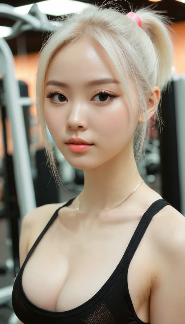 Tags: 21872187, SDXL
{"3": {"inputs": {"seed": 298974921297854, "steps": 64, "cfg": 6.25, "sampler_name": "dpmpp_2m", "scheduler": "karras", "denoise": 1.0, "model": ["27", 0], "positive": ["6", 0], "negative": ["7", 0], "latent_image": ["5", 0]}, "class_type": "KSampler"}, "4": {"inputs": {"ckpt_name": "juggernautxl.safetensors"}, "class_type": "CheckpointLoaderSimple"}, "5": {"inputs": {"width": 768, "height": 1344, "batch_size": 1}, "class_type": "EmptyLatentImage"}, "6": {"inputs": {"text": "22 year old girl, (chinese:1.10), (russian:1.01), (ukrainian:1.10), (pale skin:0.95), (detailed face:1.01), (idol:0.97), (seductive facial expression:1.11), (beautiful eyes:0.95), (sexy lips:1.12), (cute:1.08), (seductive pose:1.01), (temptress:0.97), (slim:1.05), (blush:1.02), (double eyelids:1.10), (eyelashes:0.96), (perky ass:1.06), (exposed ass:1.07), (looking back:1.14), (sexy ass:0.98), (thigh gap:0.99), (in skimpy gym outfit:1.05) at a gym, (film:1.02), (skin fuzz:1.06), (natural looking skin:1.03), (RAW:1.04), (soft lighting:1.01), (candid cinema:1.01), (textured skin:1.05), (detailed skin:1.01), (portra:1.07)", "clip": ["27", 1]}, "class_type": "CLIPTextEncode"}, "7": {"inputs": {"text": "(twisted:1.11), (low resolution:1.06), (watermark:1.09), (bad hands:1.06), (open mouth:1.05), (distorted:1.14), (worst quality:1.10)", "clip": ["27", 1]}, "class_type": "CLIPTextEncode"}, "8": {"inputs": {"samples": ["3", 0], "vae": ["4", 2]}, "class_type": "VAEDecode"}, "25": {"inputs": {"lora_name": "nudify_xl.safetensors", "strength_model": 0.37, "strength_clip": 0.07, "model": ["4", 0], "clip": ["4", 1]}, "class_type": "LoraLoader"}, "26": {"inputs": {"lora_name": "shirtlift_SDXL_v2.safetensors", "strength_model": 0.04, "strength_clip": 0.01, "model": ["25", 0], "clip": ["25", 1]}, "class_type": "LoraLoader"}, "27": {"inputs": {"lora_name": "PerfectEyesXL.safetensors", "strength_model": 0.04, "strength_clip": 0.0, "model": ["26", 0], "clip": ["26", 1]}, "class_type": "LoraLoader"}, "30": {"inputs": {"model_name": "4x_NMKD-Superscale-SP_178000_G.pth"}, "class_type": "UpscaleModelLoader"}, "31": {"inputs": {"upscale_model": ["30", 0], "image": ["8", 0]}, "class_type": "ImageUpscaleWithModel"}, "32": {"inputs": {"upscale_method": "lanczos", "scale_by": 0.5, "image": ["31", 0]}, "class_type": "ImageScaleBy"}, "33": {"inputs": {"pixels": ["32", 0], "vae": ["4", 2]}, "class_type": "VAEEncode"}, "34": {"inputs": {"seed": 298974921297854, "steps": 64, "cfg": 6.25, "sampler_name": "dpmpp_2m", "scheduler": "karras", "denoise": 0.3, "model": ["27", 0], "positive": ["6", 0], "negative": ["7", 0], "latent_image": ["33", 0]}, "class_type": "KSampler"}, "36": {"inputs": {"samples": ["34", 0], "vae": ["4", 2]}, "class_type": "VAEDecode"}, "39": {"inputs": {"filename_prefix": "comfyapi-1713837649894", "images": ["36", 0]}, "class_type": "SaveImage"}}