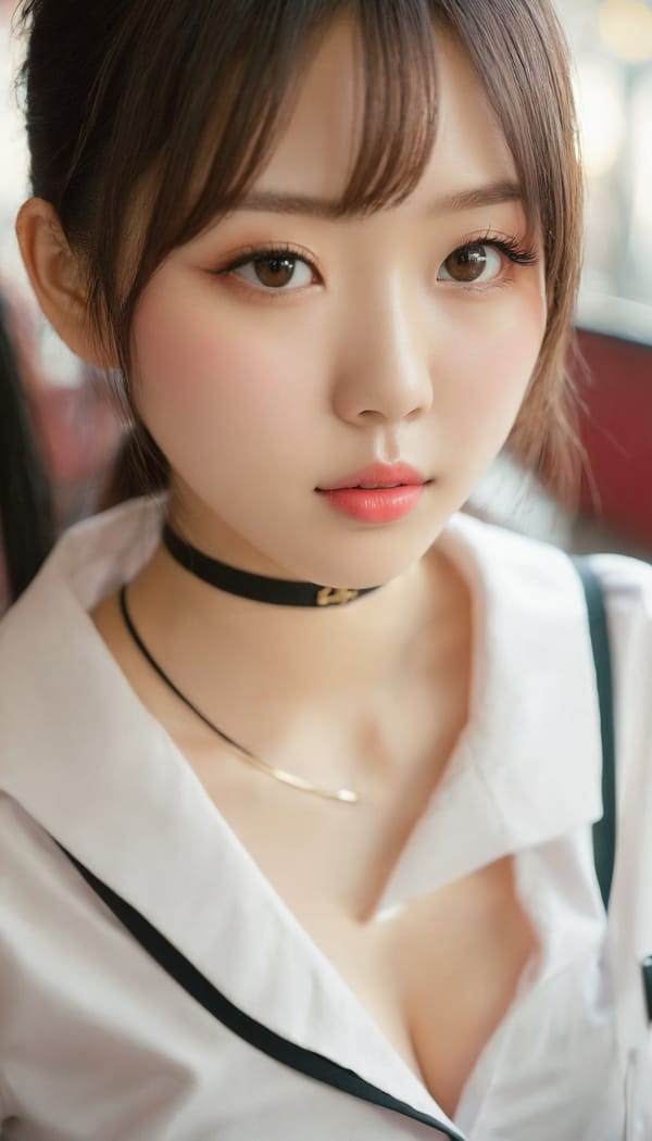 Tags: 21872187, SDXL
{"3": {"inputs": {"seed": 965301034040642, "steps": 32, "cfg": 5.27, "sampler_name": "dpmpp_2m", "scheduler": "karras", "denoise": 1.0, "model": ["27", 0], "positive": ["6", 0], "negative": ["7", 0], "latent_image": ["5", 0]}, "class_type": "KSampler"}, "4": {"inputs": {"ckpt_name": "juggernautxl.safetensors"}, "class_type": "CheckpointLoaderSimple"}, "5": {"inputs": {"width": 768, "height": 1344, "batch_size": 1}, "class_type": "EmptyLatentImage"}, "6": {"inputs": {"text": "24 year old girl, (japanese:1.07), (sexy lips:1.10), (seductive facial expression:1.02), (idol:1.06), (seductive pose:1.00), (double eyelids:1.10), (temptress:1.00), (slim:1.08), (eyelashes:1.11), (cute:0.99), (blush:1.02), (detailed face:0.99), (pale skin:1.08), (beautiful eyes:1.03), (in a seductive pose:1.13), (large perky breasts:1.08), (cleavage:0.98), (thigh gap:0.95), (school uniform:1.02), choker, busy street, (skin fuzz:1.02), (candid cinema:1.08), (natural looking skin:1.09), (detailed skin:1.06), (RAW:1.05), (textured skin:1.01), (film:1.07), (soft lighting:1.09), (portra:1.09)", "clip": ["27", 1]}, "class_type": "CLIPTextEncode"}, "7": {"inputs": {"text": "(watermark:1.11), (twisted:1.06), (distorted:1.08), (open mouth:1.12), (bad hands:1.06), (low resolution:1.07), (worst quality:1.05)", "clip": ["27", 1]}, "class_type": "CLIPTextEncode"}, "8": {"inputs": {"samples": ["3", 0], "vae": ["4", 2]}, "class_type": "VAEDecode"}, "25": {"inputs": {"lora_name": "nudify_xl.safetensors", "strength_model": 0.23, "strength_clip": 0.19, "model": ["4", 0], "clip": ["4", 1]}, "class_type": "LoraLoader"}, "26": {"inputs": {"lora_name": "shirtlift_SDXL_v2.safetensors", "strength_model": 0.08, "strength_clip": 0.16, "model": ["25", 0], "clip": ["25", 1]}, "class_type": "LoraLoader"}, "27": {"inputs": {"lora_name": "PerfectEyesXL.safetensors", "strength_model": 0.02, "strength_clip": 0.07, "model": ["26", 0], "clip": ["26", 1]}, "class_type": "LoraLoader"}, "30": {"inputs": {"model_name": "4x_NMKD-Superscale-SP_178000_G.pth"}, "class_type": "UpscaleModelLoader"}, "31": {"inputs": {"upscale_model": ["30", 0], "image": ["8", 0]}, "class_type": "ImageUpscaleWithModel"}, "32": {"inputs": {"upscale_method": "lanczos", "scale_by": 0.5, "image": ["31", 0]}, "class_type": "ImageScaleBy"}, "33": {"inputs": {"pixels": ["32", 0], "vae": ["4", 2]}, "class_type": "VAEEncode"}, "34": {"inputs": {"seed": 965301034040642, "steps": 32, "cfg": 5.27, "sampler_name": "dpmpp_2m", "scheduler": "karras", "denoise": 0.3, "model": ["27", 0], "positive": ["6", 0], "negative": ["7", 0], "latent_image": ["33", 0]}, "class_type": "KSampler"}, "36": {"inputs": {"samples": ["34", 0], "vae": ["4", 2]}, "class_type": "VAEDecode"}, "39": {"inputs": {"filename_prefix": "comfyapi-1723885742573", "images": ["36", 0]}, "class_type": "SaveImage"}}