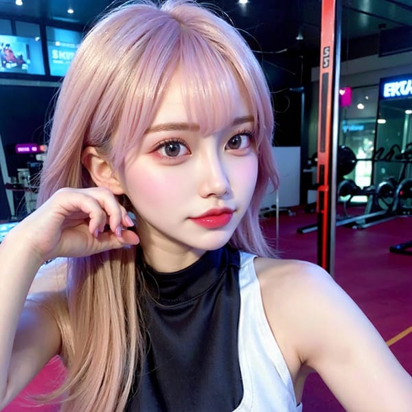 Tags: 21872187
<lora:JapaneseDollLikeness_v15:0.66>, <lora:koreanDollLikeness:0.62>, <lora:YaeMiko_Test:0.50>, (ukrainian:0.92), (gym outfit:1.01), gym, (seductive pose:1.19), extremely detailed eyes, extremely detailed face, cute, (photorealistic:0.96), sexy lips, seductive smile, eyelashes, pale skin, perky breasts, 4K, tall, blush, delicate and beautiful girl, 1girl, (dramatic:1.09)
Negative prompt: sketches, anime, ugly, (worst quality:2.20)
Steps: 32, Sampler: DPM++ 2M Karras, CFG scale: 5.01, Seed: 1781618996, Size: 512x512, Model hash: fc2511737a, Model: chilloutmix_NiPrunedFp32Fix, Seed resize from: -1x-1, Denoising strength: 0.4, Version: v1.2.1, Hires upscale: 3.5, Hires steps: 16, Hires upscaler: ESRGAN_4x