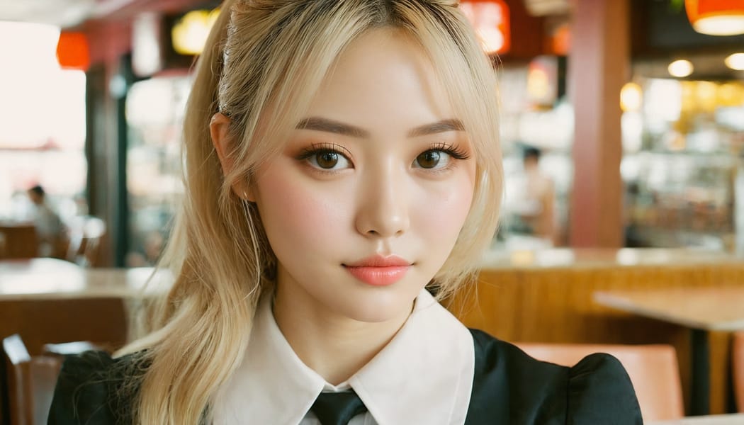 Tags: 21872187, SDXL
{"3": {"inputs": {"seed": 261872610012860, "steps": 32, "cfg": 6.04, "sampler_name": "dpmpp_2m", "scheduler": "karras", "denoise": 1.0, "model": ["27", 0], "positive": ["6", 0], "negative": ["7", 0], "latent_image": ["5", 0]}, "class_type": "KSampler"}, "4": {"inputs": {"ckpt_name": "juggernautxl.safetensors"}, "class_type": "CheckpointLoaderSimple"}, "5": {"inputs": {"width": 1344, "height": 768, "batch_size": 1}, "class_type": "EmptyLatentImage"}, "6": {"inputs": {"text": "28 year old girl, (double eyelids:1.00), (sexy lips:1.09), (blush:1.07), (temptress:0.97), (detailed face:1.04), (seductive pose:1.06), (seductive facial expression:1.00), (beautiful eyes:0.96), (cute:1.06), (eyelashes:0.95), (pale skin:1.02), (idol:1.14), (perky ass:0.95), (exposed ass:1.05), (looking back:1.13), (sexy ass:1.05), (thigh gap:1.01), (a waitress in uniform:1.03) working at a restaurant, (detailed skin:1.09), (candid cinema:1.01), (natural looking skin:1.01), (textured skin:1.05), (film:1.02), (portra:1.09), (skin fuzz:1.02), (RAW:1.06), (soft lighting:1.08)", "clip": ["27", 1]}, "class_type": "CLIPTextEncode"}, "7": {"inputs": {"text": "(open mouth:1.11), (distorted:1.06), (low resolution:1.11), (watermark:1.12), (bad hands:1.06), (worst quality:1.14), (twisted:1.08)", "clip": ["27", 1]}, "class_type": "CLIPTextEncode"}, "8": {"inputs": {"samples": ["3", 0], "vae": ["4", 2]}, "class_type": "VAEDecode"}, "25": {"inputs": {"lora_name": "nudify_xl.safetensors", "strength_model": 0.26, "strength_clip": 0.14, "model": ["4", 0], "clip": ["4", 1]}, "class_type": "LoraLoader"}, "26": {"inputs": {"lora_name": "shirtlift_SDXL_v2.safetensors", "strength_model": 0.04, "strength_clip": 0.08, "model": ["25", 0], "clip": ["25", 1]}, "class_type": "LoraLoader"}, "27": {"inputs": {"lora_name": "PerfectEyesXL.safetensors", "strength_model": 0.06, "strength_clip": 0.14, "model": ["26", 0], "clip": ["26", 1]}, "class_type": "LoraLoader"}, "30": {"inputs": {"model_name": "4x_NMKD-Superscale-SP_178000_G.pth"}, "class_type": "UpscaleModelLoader"}, "31": {"inputs": {"upscale_model": ["30", 0], "image": ["8", 0]}, "class_type": "ImageUpscaleWithModel"}, "32": {"inputs": {"upscale_method": "lanczos", "scale_by": 0.5, "image": ["31", 0]}, "class_type": "ImageScaleBy"}, "33": {"inputs": {"pixels": ["32", 0], "vae": ["4", 2]}, "class_type": "VAEEncode"}, "34": {"inputs": {"seed": 261872610012860, "steps": 32, "cfg": 6.04, "sampler_name": "dpmpp_2m", "scheduler": "karras", "denoise": 0.3, "model": ["27", 0], "positive": ["6", 0], "negative": ["7", 0], "latent_image": ["33", 0]}, "class_type": "KSampler"}, "36": {"inputs": {"samples": ["34", 0], "vae": ["4", 2]}, "class_type": "VAEDecode"}, "39": {"inputs": {"filename_prefix": "comfyapi-1725099721941", "images": ["36", 0]}, "class_type": "SaveImage"}}