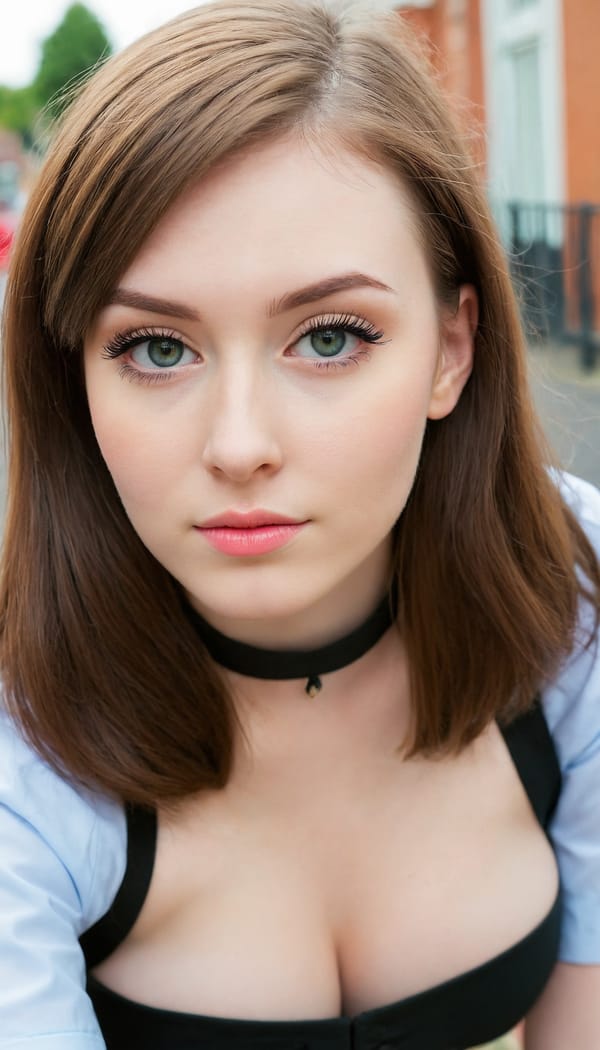 Tags: 21872187, SDXL
{"3": {"inputs": {"seed": 360518799740129, "steps": 64, "cfg": 5.86, "sampler_name": "dpmpp_2m", "scheduler": "karras", "denoise": 1.0, "model": ["27", 0], "positive": ["6", 0], "negative": ["7", 0], "latent_image": ["5", 0]}, "class_type": "KSampler"}, "4": {"inputs": {"ckpt_name": "juggernautXL_v8Rundiffusion.safetensors"}, "class_type": "CheckpointLoaderSimple"}, "5": {"inputs": {"width": 768, "height": 1344, "batch_size": 1}, "class_type": "EmptyLatentImage"}, "6": {"inputs": {"text": "28 year old girl, (irish:1.05), (eyelashes:1.07), (seductive facial expression:1.10), (temptress:0.99), (slim:0.96), (sexy lips:1.14), (cute:1.13), (beautiful eyes:1.03), (idol:1.04), (pale skin:0.96), (blush:0.98), (seductive pose:1.09), (detailed face:0.96), (on all fours:0.97), (spreading ass cheeks:1.04), (from behind:0.96), (backboob:1.03), (school uniform:1.04), choker, busy street, (RAW:1.01), (candid cinema:1.02), (film:1.09), (skin fuzz:1.04), (detailed skin:1.00), (portra:1.08), (textured skin:1.07), (natural looking skin:1.05), (soft lighting:1.00)", "clip": ["27", 1]}, "class_type": "CLIPTextEncode"}, "7": {"inputs": {"text": "(watermark:1.14), (bad hands:1.13), (open mouth:1.13), (low resolution:1.07), (worst quality:1.13), (twisted:1.07), (distorted:1.14)", "clip": ["27", 1]}, "class_type": "CLIPTextEncode"}, "8": {"inputs": {"samples": ["3", 0], "vae": ["4", 2]}, "class_type": "VAEDecode"}, "25": {"inputs": {"lora_name": "nudify_xl.safetensors", "strength_model": 0.16, "strength_clip": 0.02, "model": ["4", 0], "clip": ["4", 1]}, "class_type": "LoraLoader"}, "26": {"inputs": {"lora_name": "shirtlift_SDXL_v2.safetensors", "strength_model": 0.16, "strength_clip": 0.0, "model": ["25", 0], "clip": ["25", 1]}, "class_type": "LoraLoader"}, "27": {"inputs": {"lora_name": "PerfectEyesXL.safetensors", "strength_model": 0.16, "strength_clip": 0.04, "model": ["26", 0], "clip": ["26", 1]}, "class_type": "LoraLoader"}, "30": {"inputs": {"model_name": "4x_NMKD-Superscale-SP_178000_G.pth"}, "class_type": "UpscaleModelLoader"}, "31": {"inputs": {"upscale_model": ["30", 0], "image": ["8", 0]}, "class_type": "ImageUpscaleWithModel"}, "32": {"inputs": {"upscale_method": "lanczos", "scale_by": 0.5, "image": ["31", 0]}, "class_type": "ImageScaleBy"}, "33": {"inputs": {"pixels": ["32", 0], "vae": ["4", 2]}, "class_type": "VAEEncode"}, "34": {"inputs": {"seed": 360518799740129, "steps": 64, "cfg": 5.86, "sampler_name": "dpmpp_2m", "scheduler": "karras", "denoise": 0.3, "model": ["27", 0], "positive": ["6", 0], "negative": ["7", 0], "latent_image": ["33", 0]}, "class_type": "KSampler"}, "36": {"inputs": {"samples": ["34", 0], "vae": ["4", 2]}, "class_type": "VAEDecode"}, "39": {"inputs": {"filename_prefix": "comfyapi-1707532045956", "images": ["36", 0]}, "class_type": "SaveImage"}}