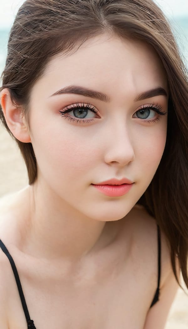 Tags: 21872187, SDXL
{"3": {"inputs": {"seed": 815519401950747, "steps": 64, "cfg": 6.43, "sampler_name": "dpmpp_2m", "scheduler": "karras", "denoise": 1.0, "model": ["27", 0], "positive": ["6", 0], "negative": ["7", 0], "latent_image": ["5", 0]}, "class_type": "KSampler"}, "4": {"inputs": {"ckpt_name": "juggernautXL_v8Rundiffusion.safetensors"}, "class_type": "CheckpointLoaderSimple"}, "5": {"inputs": {"width": 768, "height": 1344, "batch_size": 1}, "class_type": "EmptyLatentImage"}, "6": {"inputs": {"text": "20 year old girl, (cute:0.99), (temptress:1.00), (beautiful eyes:1.12), (blush:1.04), (sexy lips:1.11), (detailed face:1.03), (eyelashes:0.98), (pale skin:1.06), (seductive pose:1.03), (seductive facial expression:1.00), (slim:1.05), (idol:1.03), (double eyelids:1.04), (perky ass:1.14), (exposed ass:1.06), (looking back:1.11), (sexy ass:1.03), (thigh gap:1.13), strolling (nude:1.05) at a beach, (skin fuzz:1.03), (candid cinema:1.04), (soft lighting:1.05), (RAW:1.07), (film:1.07), (portra:1.01), (detailed skin:1.08), (textured skin:1.08), (natural looking skin:1.02)", "clip": ["27", 1]}, "class_type": "CLIPTextEncode"}, "7": {"inputs": {"text": "(distorted:1.11), (open mouth:1.10), (watermark:1.13), (worst quality:1.10), (twisted:1.13), (low resolution:1.10), (bad hands:1.13)", "clip": ["27", 1]}, "class_type": "CLIPTextEncode"}, "8": {"inputs": {"samples": ["3", 0], "vae": ["4", 2]}, "class_type": "VAEDecode"}, "25": {"inputs": {"lora_name": "nudify_xl.safetensors", "strength_model": 0.39, "strength_clip": 0.37, "model": ["4", 0], "clip": ["4", 1]}, "class_type": "LoraLoader"}, "26": {"inputs": {"lora_name": "shirtlift_SDXL_v2.safetensors", "strength_model": 0.04, "strength_clip": 0.04, "model": ["25", 0], "clip": ["25", 1]}, "class_type": "LoraLoader"}, "27": {"inputs": {"lora_name": "PerfectEyesXL.safetensors", "strength_model": 0.03, "strength_clip": 0.17, "model": ["26", 0], "clip": ["26", 1]}, "class_type": "LoraLoader"}, "30": {"inputs": {"model_name": "4x_NMKD-Superscale-SP_178000_G.pth"}, "class_type": "UpscaleModelLoader"}, "31": {"inputs": {"upscale_model": ["30", 0], "image": ["8", 0]}, "class_type": "ImageUpscaleWithModel"}, "32": {"inputs": {"upscale_method": "lanczos", "scale_by": 0.5, "image": ["31", 0]}, "class_type": "ImageScaleBy"}, "33": {"inputs": {"pixels": ["32", 0], "vae": ["4", 2]}, "class_type": "VAEEncode"}, "34": {"inputs": {"seed": 815519401950747, "steps": 64, "cfg": 6.43, "sampler_name": "dpmpp_2m", "scheduler": "karras", "denoise": 0.3, "model": ["27", 0], "positive": ["6", 0], "negative": ["7", 0], "latent_image": ["33", 0]}, "class_type": "KSampler"}, "36": {"inputs": {"samples": ["34", 0], "vae": ["4", 2]}, "class_type": "VAEDecode"}, "39": {"inputs": {"filename_prefix": "comfyapi-1707833134409", "images": ["36", 0]}, "class_type": "SaveImage"}}