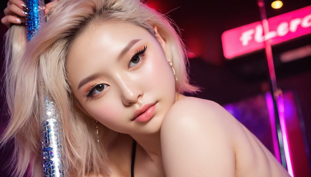 Tags: 21872187, SDXL
{"3": {"inputs": {"seed": 749018938990646, "steps": 32, "cfg": 6.34, "sampler_name": "dpmpp_2m", "scheduler": "karras", "denoise": 1.0, "model": ["27", 0], "positive": ["6", 0], "negative": ["7", 0], "latent_image": ["5", 0]}, "class_type": "KSampler"}, "4": {"inputs": {"ckpt_name": "juggernautxl.safetensors"}, "class_type": "CheckpointLoaderSimple"}, "5": {"inputs": {"width": 1344, "height": 768, "batch_size": 1}, "class_type": "EmptyLatentImage"}, "6": {"inputs": {"text": "19 year old girl, (ukrainian:1.04), (japanese:0.98), (blush:1.12), (cute:1.01), (detailed face:0.97), (pale skin:0.98), (seductive facial expression:1.03), (double eyelids:1.09), (beautiful eyes:1.13), (sexy lips:1.08), (seductive pose:0.97), (idol:1.14), (temptress:1.00), (eyelashes:1.06), (on all fours:1.05), (spreading ass cheeks:1.03), (from behind:1.11), (backboob:1.07), (a pole dancer:1.14) at a night club, (soft lighting:1.08), (natural looking skin:1.01), (detailed skin:1.08), (skin fuzz:1.00), (candid cinema:1.06), (RAW:1.07), (textured skin:1.01), (portra:1.07), (film:1.08)", "clip": ["27", 1]}, "class_type": "CLIPTextEncode"}, "7": {"inputs": {"text": "(distorted:1.09), (worst quality:1.11), (low resolution:1.05), (open mouth:1.10), (watermark:1.07), (twisted:1.11), (bad hands:1.11)", "clip": ["27", 1]}, "class_type": "CLIPTextEncode"}, "8": {"inputs": {"samples": ["3", 0], "vae": ["4", 2]}, "class_type": "VAEDecode"}, "25": {"inputs": {"lora_name": "nudify_xl.safetensors", "strength_model": 0.18, "strength_clip": 0.38, "model": ["4", 0], "clip": ["4", 1]}, "class_type": "LoraLoader"}, "26": {"inputs": {"lora_name": "shirtlift_SDXL_v2.safetensors", "strength_model": 0.13, "strength_clip": 0.04, "model": ["25", 0], "clip": ["25", 1]}, "class_type": "LoraLoader"}, "27": {"inputs": {"lora_name": "PerfectEyesXL.safetensors", "strength_model": 0.17, "strength_clip": 0.07, "model": ["26", 0], "clip": ["26", 1]}, "class_type": "LoraLoader"}, "30": {"inputs": {"model_name": "4x_NMKD-Superscale-SP_178000_G.pth"}, "class_type": "UpscaleModelLoader"}, "31": {"inputs": {"upscale_model": ["30", 0], "image": ["8", 0]}, "class_type": "ImageUpscaleWithModel"}, "32": {"inputs": {"upscale_method": "lanczos", "scale_by": 0.5, "image": ["31", 0]}, "class_type": "ImageScaleBy"}, "33": {"inputs": {"pixels": ["32", 0], "vae": ["4", 2]}, "class_type": "VAEEncode"}, "34": {"inputs": {"seed": 749018938990646, "steps": 32, "cfg": 6.34, "sampler_name": "dpmpp_2m", "scheduler": "karras", "denoise": 0.3, "model": ["27", 0], "positive": ["6", 0], "negative": ["7", 0], "latent_image": ["33", 0]}, "class_type": "KSampler"}, "36": {"inputs": {"samples": ["34", 0], "vae": ["4", 2]}, "class_type": "VAEDecode"}, "39": {"inputs": {"filename_prefix": "comfyapi-1714526362164", "images": ["36", 0]}, "class_type": "SaveImage"}}