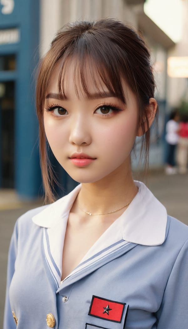 Tags: 21872187, SDXL
{"3": {"inputs": {"seed": 236840838361013, "steps": 64, "cfg": 6.16, "sampler_name": "dpmpp_2m", "scheduler": "karras", "denoise": 1.0, "model": ["27", 0], "positive": ["6", 0], "negative": ["7", 0], "latent_image": ["5", 0]}, "class_type": "KSampler"}, "4": {"inputs": {"ckpt_name": "juggernautxl.safetensors"}, "class_type": "CheckpointLoaderSimple"}, "5": {"inputs": {"width": 768, "height": 1344, "batch_size": 1}, "class_type": "EmptyLatentImage"}, "6": {"inputs": {"text": "19 year old girl, (slim:0.97), (seductive facial expression:1.03), (seductive pose:1.07), (idol:1.07), (blush:1.10), (detailed face:1.07), (temptress:1.01), (cute:1.08), (eyelashes:1.14), (double eyelids:1.07), (beautiful eyes:1.07), (sexy lips:1.04), (in a seductive pose:1.13), (large perky breasts:0.97), (cleavage:0.95), (thigh gap:0.97), (school uniform:1.13), choker, busy street, (detailed skin:1.01), (textured skin:1.01), (RAW:1.05), (portra:1.03), (candid cinema:1.02), (soft lighting:1.00), (natural looking skin:1.05), (skin fuzz:1.00), (film:1.02)", "clip": ["27", 1]}, "class_type": "CLIPTextEncode"}, "7": {"inputs": {"text": "(watermark:1.06), (low resolution:1.09), (worst quality:1.11), (distorted:1.06), (bad hands:1.06), (twisted:1.07), (open mouth:1.07)", "clip": ["27", 1]}, "class_type": "CLIPTextEncode"}, "8": {"inputs": {"samples": ["3", 0], "vae": ["4", 2]}, "class_type": "VAEDecode"}, "25": {"inputs": {"lora_name": "nudify_xl.safetensors", "strength_model": 0.06, "strength_clip": 0.35, "model": ["4", 0], "clip": ["4", 1]}, "class_type": "LoraLoader"}, "26": {"inputs": {"lora_name": "shirtlift_SDXL_v2.safetensors", "strength_model": 0.18, "strength_clip": 0.19, "model": ["25", 0], "clip": ["25", 1]}, "class_type": "LoraLoader"}, "27": {"inputs": {"lora_name": "PerfectEyesXL.safetensors", "strength_model": 0.12, "strength_clip": 0.03, "model": ["26", 0], "clip": ["26", 1]}, "class_type": "LoraLoader"}, "30": {"inputs": {"model_name": "4x_NMKD-Superscale-SP_178000_G.pth"}, "class_type": "UpscaleModelLoader"}, "31": {"inputs": {"upscale_model": ["30", 0], "image": ["8", 0]}, "class_type": "ImageUpscaleWithModel"}, "32": {"inputs": {"upscale_method": "lanczos", "scale_by": 0.5, "image": ["31", 0]}, "class_type": "ImageScaleBy"}, "33": {"inputs": {"pixels": ["32", 0], "vae": ["4", 2]}, "class_type": "VAEEncode"}, "34": {"inputs": {"seed": 236840838361013, "steps": 64, "cfg": 6.16, "sampler_name": "dpmpp_2m", "scheduler": "karras", "denoise": 0.3, "model": ["27", 0], "positive": ["6", 0], "negative": ["7", 0], "latent_image": ["33", 0]}, "class_type": "KSampler"}, "36": {"inputs": {"samples": ["34", 0], "vae": ["4", 2]}, "class_type": "VAEDecode"}, "39": {"inputs": {"filename_prefix": "comfyapi-1717257713370", "images": ["36", 0]}, "class_type": "SaveImage"}}