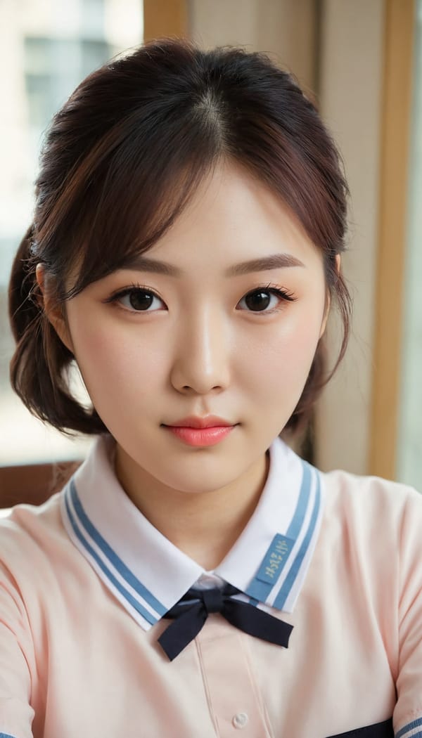 Tags: 21872187, SDXL
{"3": {"inputs": {"seed": 230354403274238, "steps": 64, "cfg": 5.11, "sampler_name": "dpmpp_2m", "scheduler": "karras", "denoise": 1.0, "model": ["27", 0], "positive": ["6", 0], "negative": ["7", 0], "latent_image": ["5", 0]}, "class_type": "KSampler"}, "4": {"inputs": {"ckpt_name": "juggernautXL_v8Rundiffusion.safetensors"}, "class_type": "CheckpointLoaderSimple"}, "5": {"inputs": {"width": 768, "height": 1344, "batch_size": 1}, "class_type": "EmptyLatentImage"}, "6": {"inputs": {"text": "28 year old girl, (korean:1.08), (double eyelids:1.00), (cute:1.14), (detailed face:1.01), (beautiful eyes:0.96), (sexy lips:0.95), (seductive facial expression:1.00), (idol:1.14), (eyelashes:1.06), (pale skin:0.97), (blush:1.04), (slim:0.97), (temptress:1.05), (in a seductive pose:0.99), (large perky breasts:1.03), (cleavage:1.03), (thigh gap:1.01), (school uniform:1.14), choker, busy street, (skin fuzz:1.09), (detailed skin:1.01), (candid cinema:1.02), (RAW:1.09), (natural looking skin:1.01), (soft lighting:1.09), (film:1.05), (portra:1.08), (textured skin:1.02)", "clip": ["27", 1]}, "class_type": "CLIPTextEncode"}, "7": {"inputs": {"text": "(distorted:1.14), (worst quality:1.14), (watermark:1.11), (bad hands:1.06), (open mouth:1.05), (low resolution:1.13), (twisted:1.10)", "clip": ["27", 1]}, "class_type": "CLIPTextEncode"}, "8": {"inputs": {"samples": ["3", 0], "vae": ["4", 2]}, "class_type": "VAEDecode"}, "25": {"inputs": {"lora_name": "nudify_xl.safetensors", "strength_model": 0.34, "strength_clip": 0.28, "model": ["4", 0], "clip": ["4", 1]}, "class_type": "LoraLoader"}, "26": {"inputs": {"lora_name": "shirtlift_SDXL_v2.safetensors", "strength_model": 0.08, "strength_clip": 0.16, "model": ["25", 0], "clip": ["25", 1]}, "class_type": "LoraLoader"}, "27": {"inputs": {"lora_name": "PerfectEyesXL.safetensors", "strength_model": 0.0, "strength_clip": 0.18, "model": ["26", 0], "clip": ["26", 1]}, "class_type": "LoraLoader"}, "30": {"inputs": {"model_name": "4x_NMKD-Superscale-SP_178000_G.pth"}, "class_type": "UpscaleModelLoader"}, "31": {"inputs": {"upscale_model": ["30", 0], "image": ["8", 0]}, "class_type": "ImageUpscaleWithModel"}, "32": {"inputs": {"upscale_method": "lanczos", "scale_by": 0.5, "image": ["31", 0]}, "class_type": "ImageScaleBy"}, "33": {"inputs": {"pixels": ["32", 0], "vae": ["4", 2]}, "class_type": "VAEEncode"}, "34": {"inputs": {"seed": 230354403274238, "steps": 64, "cfg": 5.11, "sampler_name": "dpmpp_2m", "scheduler": "karras", "denoise": 0.3, "model": ["27", 0], "positive": ["6", 0], "negative": ["7", 0], "latent_image": ["33", 0]}, "class_type": "KSampler"}, "36": {"inputs": {"samples": ["34", 0], "vae": ["4", 2]}, "class_type": "VAEDecode"}, "39": {"inputs": {"filename_prefix": "comfyapi-1707624722556", "images": ["36", 0]}, "class_type": "SaveImage"}}