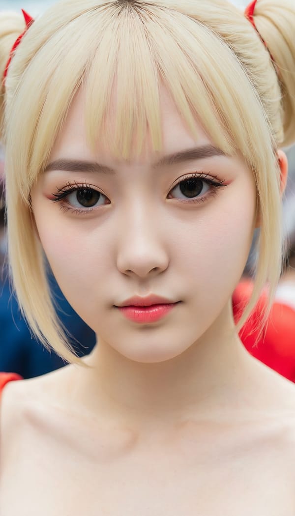 Tags: 21872187, SDXL
{"3": {"inputs": {"seed": 749823892348861, "steps": 32, "cfg": 6.9, "sampler_name": "dpmpp_2m", "scheduler": "karras", "denoise": 1.0, "model": ["27", 0], "positive": ["6", 0], "negative": ["7", 0], "latent_image": ["5", 0]}, "class_type": "KSampler"}, "4": {"inputs": {"ckpt_name": "juggernautXL_v8Rundiffusion.safetensors"}, "class_type": "CheckpointLoaderSimple"}, "5": {"inputs": {"width": 768, "height": 1344, "batch_size": 1}, "class_type": "EmptyLatentImage"}, "6": {"inputs": {"text": "20 year old girl, (russian:1.00), (japanese:0.99), (slim:1.06), (pale skin:1.09), (double eyelids:1.07), (detailed face:1.14), (cute:1.02), (seductive facial expression:0.99), (sexy lips:1.11), (seductive pose:1.09), (temptress:1.03), (idol:1.00), (eyelashes:1.14), (perky ass:1.13), (exposed ass:1.10), (looking back:1.06), (sexy ass:1.13), (thigh gap:1.09), (in a cosplay:1.08) at comiket posing for camera, (detailed skin:1.01), (portra:1.03), (RAW:1.05), (skin fuzz:1.09), (textured skin:1.00), (candid cinema:1.00), (natural looking skin:1.08), (film:1.03), (soft lighting:1.08)", "clip": ["27", 1]}, "class_type": "CLIPTextEncode"}, "7": {"inputs": {"text": "(open mouth:1.07), (worst quality:1.14), (watermark:1.12), (twisted:1.07), (bad hands:1.13), (low resolution:1.14), (distorted:1.12)", "clip": ["27", 1]}, "class_type": "CLIPTextEncode"}, "8": {"inputs": {"samples": ["3", 0], "vae": ["4", 2]}, "class_type": "VAEDecode"}, "25": {"inputs": {"lora_name": "nudify_xl.safetensors", "strength_model": 0.12, "strength_clip": 0.09, "model": ["4", 0], "clip": ["4", 1]}, "class_type": "LoraLoader"}, "26": {"inputs": {"lora_name": "shirtlift_SDXL_v2.safetensors", "strength_model": 0.16, "strength_clip": 0.03, "model": ["25", 0], "clip": ["25", 1]}, "class_type": "LoraLoader"}, "27": {"inputs": {"lora_name": "PerfectEyesXL.safetensors", "strength_model": 0.07, "strength_clip": 0.04, "model": ["26", 0], "clip": ["26", 1]}, "class_type": "LoraLoader"}, "30": {"inputs": {"model_name": "4x_NMKD-Superscale-SP_178000_G.pth"}, "class_type": "UpscaleModelLoader"}, "31": {"inputs": {"upscale_model": ["30", 0], "image": ["8", 0]}, "class_type": "ImageUpscaleWithModel"}, "32": {"inputs": {"upscale_method": "lanczos", "scale_by": 0.5, "image": ["31", 0]}, "class_type": "ImageScaleBy"}, "33": {"inputs": {"pixels": ["32", 0], "vae": ["4", 2]}, "class_type": "VAEEncode"}, "34": {"inputs": {"seed": 749823892348861, "steps": 32, "cfg": 6.9, "sampler_name": "dpmpp_2m", "scheduler": "karras", "denoise": 0.3, "model": ["27", 0], "positive": ["6", 0], "negative": ["7", 0], "latent_image": ["33", 0]}, "class_type": "KSampler"}, "36": {"inputs": {"samples": ["34", 0], "vae": ["4", 2]}, "class_type": "VAEDecode"}, "39": {"inputs": {"filename_prefix": "comfyapi-1707920653908", "images": ["36", 0]}, "class_type": "SaveImage"}}