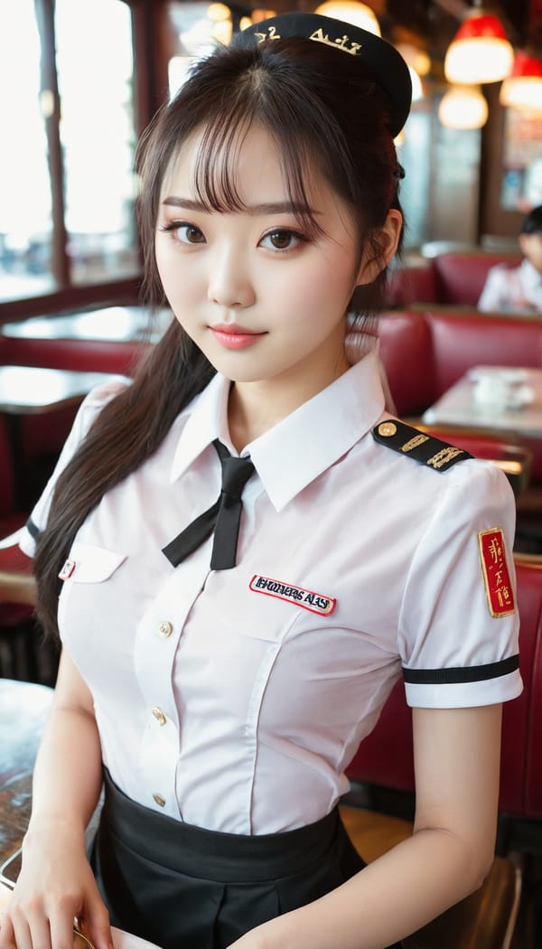 Tags: 21872187, SDXL
{"3": {"inputs": {"seed": 496610853129186, "steps": 32, "cfg": 7.0, "sampler_name": "dpmpp_2m", "scheduler": "karras", "denoise": 1.0, "model": ["27", 0], "positive": ["6", 0], "negative": ["7", 0], "latent_image": ["5", 0]}, "class_type": "KSampler"}, "4": {"inputs": {"ckpt_name": "juggernautxl.safetensors"}, "class_type": "CheckpointLoaderSimple"}, "5": {"inputs": {"width": 768, "height": 1344, "batch_size": 1}, "class_type": "EmptyLatentImage"}, "6": {"inputs": {"text": "20 year old girl, (korean:0.99), (chinese:1.12), (beautiful eyes:1.14), (seductive pose:1.14), (sexy lips:0.98), (idol:1.08), (slim:1.01), (cute:1.08), (detailed face:0.96), (pale skin:1.05), (eyelashes:0.98), (seductive facial expression:1.11), (blush:1.11), (temptress:1.06), (double eyelids:1.04), (perky ass:1.00), (exposed ass:1.12), (looking back:1.01), (sexy ass:1.06), (thigh gap:0.99), (a waitress in uniform:1.05) working at a restaurant, (portra:1.00), (natural looking skin:1.01), (candid cinema:1.02), (textured skin:1.07), (skin fuzz:1.09), (film:1.08), (RAW:1.07), (soft lighting:1.07), (detailed skin:1.02)", "clip": ["27", 1]}, "class_type": "CLIPTextEncode"}, "7": {"inputs": {"text": "(bad hands:1.14), (twisted:1.12), (low resolution:1.08), (distorted:1.07), (open mouth:1.08), (watermark:1.07), (worst quality:1.07)", "clip": ["27", 1]}, "class_type": "CLIPTextEncode"}, "8": {"inputs": {"samples": ["3", 0], "vae": ["4", 2]}, "class_type": "VAEDecode"}, "25": {"inputs": {"lora_name": "nudify_xl.safetensors", "strength_model": 0.08, "strength_clip": 0.09, "model": ["4", 0], "clip": ["4", 1]}, "class_type": "LoraLoader"}, "26": {"inputs": {"lora_name": "shirtlift_SDXL_v2.safetensors", "strength_model": 0.08, "strength_clip": 0.19, "model": ["25", 0], "clip": ["25", 1]}, "class_type": "LoraLoader"}, "27": {"inputs": {"lora_name": "PerfectEyesXL.safetensors", "strength_model": 0.06, "strength_clip": 0.05, "model": ["26", 0], "clip": ["26", 1]}, "class_type": "LoraLoader"}, "30": {"inputs": {"model_name": "4x_NMKD-Superscale-SP_178000_G.pth"}, "class_type": "UpscaleModelLoader"}, "31": {"inputs": {"upscale_model": ["30", 0], "image": ["8", 0]}, "class_type": "ImageUpscaleWithModel"}, "32": {"inputs": {"upscale_method": "lanczos", "scale_by": 0.5, "image": ["31", 0]}, "class_type": "ImageScaleBy"}, "33": {"inputs": {"pixels": ["32", 0], "vae": ["4", 2]}, "class_type": "VAEEncode"}, "34": {"inputs": {"seed": 496610853129186, "steps": 32, "cfg": 7.0, "sampler_name": "dpmpp_2m", "scheduler": "karras", "denoise": 0.3, "model": ["27", 0], "positive": ["6", 0], "negative": ["7", 0], "latent_image": ["33", 0]}, "class_type": "KSampler"}, "36": {"inputs": {"samples": ["34", 0], "vae": ["4", 2]}, "class_type": "VAEDecode"}, "39": {"inputs": {"filename_prefix": "comfyapi-1714705409442", "images": ["36", 0]}, "class_type": "SaveImage"}}