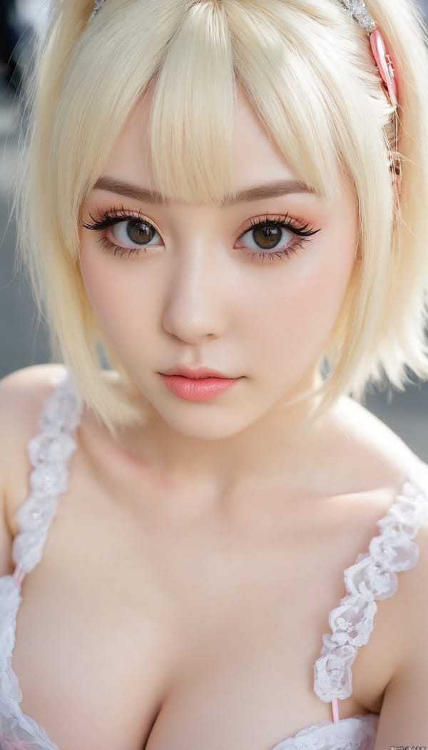 Tags: 21872187, SDXL
{"3": {"inputs": {"seed": 639978011219529, "steps": 64, "cfg": 5.05, "sampler_name": "dpmpp_2m", "scheduler": "karras", "denoise": 1.0, "model": ["27", 0], "positive": ["6", 0], "negative": ["7", 0], "latent_image": ["5", 0]}, "class_type": "KSampler"}, "4": {"inputs": {"ckpt_name": "juggernautxl.safetensors"}, "class_type": "CheckpointLoaderSimple"}, "5": {"inputs": {"width": 768, "height": 1344, "batch_size": 1}, "class_type": "EmptyLatentImage"}, "6": {"inputs": {"text": "22 year old girl, (irish:1.13), (ukrainian:0.97), (taiwanese:1.08), (cute:1.02), (eyelashes:1.09), (blush:0.95), (double eyelids:1.05), (temptress:0.95), (slim:1.13), (sexy lips:0.99), (beautiful eyes:1.03), (pale skin:1.13), (detailed face:0.98), (idol:1.02), (seductive facial expression:1.09), (in a seductive pose:1.08), (large perky breasts:1.08), (cleavage:1.07), (thigh gap:0.97), (in a cosplay:1.01) at comiket posing for camera, (textured skin:1.03), (detailed skin:1.04), (soft lighting:1.01), (natural looking skin:1.08), (RAW:1.02), (portra:1.04), (skin fuzz:1.09), (candid cinema:1.03), (film:1.00)", "clip": ["27", 1]}, "class_type": "CLIPTextEncode"}, "7": {"inputs": {"text": "(open mouth:1.14), (worst quality:1.05), (low resolution:1.11), (bad hands:1.09), (watermark:1.11), (distorted:1.07), (twisted:1.13)", "clip": ["27", 1]}, "class_type": "CLIPTextEncode"}, "8": {"inputs": {"samples": ["3", 0], "vae": ["4", 2]}, "class_type": "VAEDecode"}, "25": {"inputs": {"lora_name": "nudify_xl.safetensors", "strength_model": 0.08, "strength_clip": 0.16, "model": ["4", 0], "clip": ["4", 1]}, "class_type": "LoraLoader"}, "26": {"inputs": {"lora_name": "shirtlift_SDXL_v2.safetensors", "strength_model": 0.12, "strength_clip": 0.06, "model": ["25", 0], "clip": ["25", 1]}, "class_type": "LoraLoader"}, "27": {"inputs": {"lora_name": "PerfectEyesXL.safetensors", "strength_model": 0.02, "strength_clip": 0.13, "model": ["26", 0], "clip": ["26", 1]}, "class_type": "LoraLoader"}, "30": {"inputs": {"model_name": "4x_NMKD-Superscale-SP_178000_G.pth"}, "class_type": "UpscaleModelLoader"}, "31": {"inputs": {"upscale_model": ["30", 0], "image": ["8", 0]}, "class_type": "ImageUpscaleWithModel"}, "32": {"inputs": {"upscale_method": "lanczos", "scale_by": 0.5, "image": ["31", 0]}, "class_type": "ImageScaleBy"}, "33": {"inputs": {"pixels": ["32", 0], "vae": ["4", 2]}, "class_type": "VAEEncode"}, "34": {"inputs": {"seed": 639978011219529, "steps": 64, "cfg": 5.05, "sampler_name": "dpmpp_2m", "scheduler": "karras", "denoise": 0.3, "model": ["27", 0], "positive": ["6", 0], "negative": ["7", 0], "latent_image": ["33", 0]}, "class_type": "KSampler"}, "36": {"inputs": {"samples": ["34", 0], "vae": ["4", 2]}, "class_type": "VAEDecode"}, "39": {"inputs": {"filename_prefix": "comfyapi-1717225416828", "images": ["36", 0]}, "class_type": "SaveImage"}}