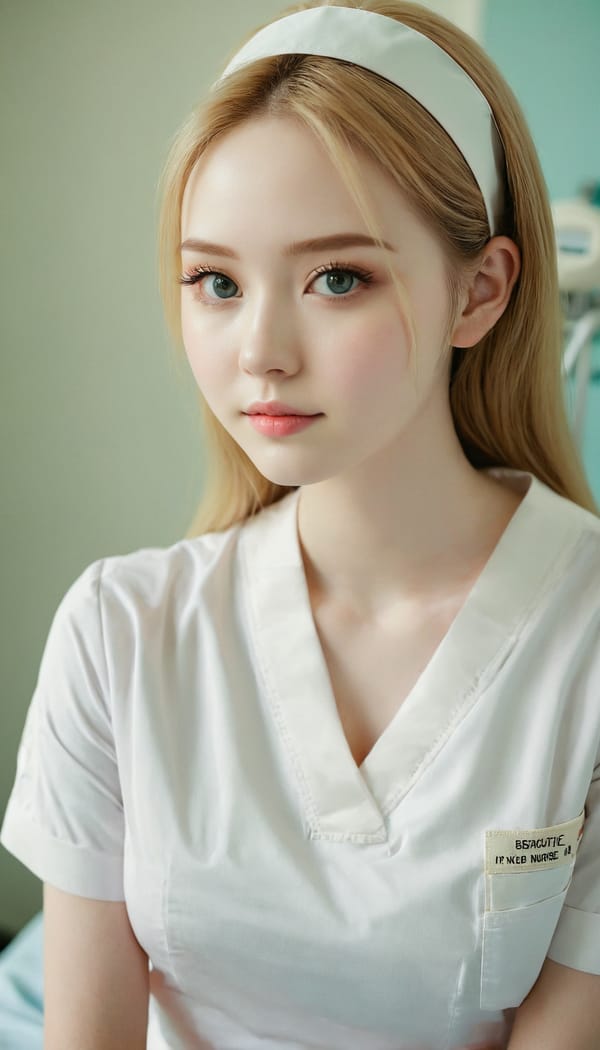 Tags: 21872187, SDXL
{"3": {"inputs": {"seed": 638511625405127, "steps": 32, "cfg": 5.87, "sampler_name": "dpmpp_2m", "scheduler": "karras", "denoise": 1.0, "model": ["27", 0], "positive": ["6", 0], "negative": ["7", 0], "latent_image": ["5", 0]}, "class_type": "KSampler"}, "4": {"inputs": {"ckpt_name": "juggernautxl.safetensors"}, "class_type": "CheckpointLoaderSimple"}, "5": {"inputs": {"width": 768, "height": 1344, "batch_size": 1}, "class_type": "EmptyLatentImage"}, "6": {"inputs": {"text": "20 year old girl, (slim:1.03), (eyelashes:0.97), (cute:1.14), (double eyelids:0.96), (temptress:1.02), (seductive facial expression:1.00), (beautiful eyes:1.03), (pale skin:1.13), (idol:1.02), (blush:1.05), (seductive pose:1.11), (sexy lips:1.06), (detailed face:1.08), (in a seductive pose:1.07), (large perky breasts:0.96), (cleavage:1.12), (thigh gap:1.01), (nurse in uniform:1.13) working in a hospital ward, (natural looking skin:1.05), (RAW:1.08), (candid cinema:1.03), (portra:1.00), (skin fuzz:1.02), (film:1.01), (detailed skin:1.00), (textured skin:1.09)", "clip": ["27", 1]}, "class_type": "CLIPTextEncode"}, "7": {"inputs": {"text": "(bad hands:1.06), (open mouth:1.13), (twisted:1.14), (worst quality:1.09), (watermark:1.13), (distorted:1.08), (low resolution:1.08)", "clip": ["27", 1]}, "class_type": "CLIPTextEncode"}, "8": {"inputs": {"samples": ["3", 0], "vae": ["4", 2]}, "class_type": "VAEDecode"}, "25": {"inputs": {"lora_name": "nudify_xl.safetensors", "strength_model": 0.33, "strength_clip": 0.19, "model": ["4", 0], "clip": ["4", 1]}, "class_type": "LoraLoader"}, "26": {"inputs": {"lora_name": "shirtlift_SDXL_v2.safetensors", "strength_model": 0.16, "strength_clip": 0.18, "model": ["25", 0], "clip": ["25", 1]}, "class_type": "LoraLoader"}, "27": {"inputs": {"lora_name": "PerfectEyesXL.safetensors", "strength_model": 0.09, "strength_clip": 0.13, "model": ["26", 0], "clip": ["26", 1]}, "class_type": "LoraLoader"}, "30": {"inputs": {"model_name": "4x_NMKD-Superscale-SP_178000_G.pth"}, "class_type": "UpscaleModelLoader"}, "31": {"inputs": {"upscale_model": ["30", 0], "image": ["8", 0]}, "class_type": "ImageUpscaleWithModel"}, "32": {"inputs": {"upscale_method": "lanczos", "scale_by": 0.5, "image": ["31", 0]}, "class_type": "ImageScaleBy"}, "33": {"inputs": {"pixels": ["32", 0], "vae": ["4", 2]}, "class_type": "VAEEncode"}, "34": {"inputs": {"seed": 638511625405127, "steps": 32, "cfg": 5.87, "sampler_name": "dpmpp_2m", "scheduler": "karras", "denoise": 0.3, "model": ["27", 0], "positive": ["6", 0], "negative": ["7", 0], "latent_image": ["33", 0]}, "class_type": "KSampler"}, "36": {"inputs": {"samples": ["34", 0], "vae": ["4", 2]}, "class_type": "VAEDecode"}, "39": {"inputs": {"filename_prefix": "comfyapi-1735493126484", "images": ["36", 0]}, "class_type": "SaveImage"}}