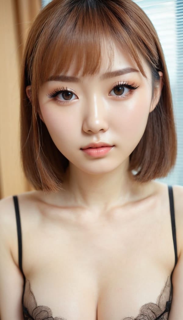 Tags: 21872187, SDXL
{"3": {"inputs": {"seed": 732501912452447, "steps": 32, "cfg": 7.09, "sampler_name": "dpmpp_2m", "scheduler": "karras", "denoise": 1.0, "model": ["27", 0], "positive": ["6", 0], "negative": ["7", 0], "latent_image": ["5", 0]}, "class_type": "KSampler"}, "4": {"inputs": {"ckpt_name": "juggernautxl.safetensors"}, "class_type": "CheckpointLoaderSimple"}, "5": {"inputs": {"width": 768, "height": 1344, "batch_size": 1}, "class_type": "EmptyLatentImage"}, "6": {"inputs": {"text": "21 year old girl, (japanese:1.00), (russian:1.04), (eyelashes:1.11), (pale skin:1.08), (seductive facial expression:0.98), (detailed face:1.11), (double eyelids:1.09), (idol:1.07), (slim:1.12), (temptress:1.03), (cute:1.05), (sexy lips:1.00), (seductive pose:0.95), (beautiful eyes:1.02), (blush:1.07), (in a seductive pose:1.11), (large perky breasts:0.96), (cleavage:1.12), (thigh gap:1.12), (an office lady:1.04), (film:1.04), (candid cinema:1.03), (portra:1.09), (textured skin:1.02), (RAW:1.06), (soft lighting:1.09), (skin fuzz:1.02), (natural looking skin:1.04), (detailed skin:1.06)", "clip": ["27", 1]}, "class_type": "CLIPTextEncode"}, "7": {"inputs": {"text": "(worst quality:1.05), (bad hands:1.08), (twisted:1.14), (watermark:1.07), (open mouth:1.11), (low resolution:1.08), (distorted:1.05)", "clip": ["27", 1]}, "class_type": "CLIPTextEncode"}, "8": {"inputs": {"samples": ["3", 0], "vae": ["4", 2]}, "class_type": "VAEDecode"}, "25": {"inputs": {"lora_name": "nudify_xl.safetensors", "strength_model": 0.06, "strength_clip": 0.0, "model": ["4", 0], "clip": ["4", 1]}, "class_type": "LoraLoader"}, "26": {"inputs": {"lora_name": "shirtlift_SDXL_v2.safetensors", "strength_model": 0.09, "strength_clip": 0.07, "model": ["25", 0], "clip": ["25", 1]}, "class_type": "LoraLoader"}, "27": {"inputs": {"lora_name": "PerfectEyesXL.safetensors", "strength_model": 0.0, "strength_clip": 0.18, "model": ["26", 0], "clip": ["26", 1]}, "class_type": "LoraLoader"}, "30": {"inputs": {"model_name": "4x_NMKD-Superscale-SP_178000_G.pth"}, "class_type": "UpscaleModelLoader"}, "31": {"inputs": {"upscale_model": ["30", 0], "image": ["8", 0]}, "class_type": "ImageUpscaleWithModel"}, "32": {"inputs": {"upscale_method": "lanczos", "scale_by": 0.5, "image": ["31", 0]}, "class_type": "ImageScaleBy"}, "33": {"inputs": {"pixels": ["32", 0], "vae": ["4", 2]}, "class_type": "VAEEncode"}, "34": {"inputs": {"seed": 732501912452447, "steps": 32, "cfg": 7.09, "sampler_name": "dpmpp_2m", "scheduler": "karras", "denoise": 0.3, "model": ["27", 0], "positive": ["6", 0], "negative": ["7", 0], "latent_image": ["33", 0]}, "class_type": "KSampler"}, "36": {"inputs": {"samples": ["34", 0], "vae": ["4", 2]}, "class_type": "VAEDecode"}, "39": {"inputs": {"filename_prefix": "comfyapi-1726982729998", "images": ["36", 0]}, "class_type": "SaveImage"}}