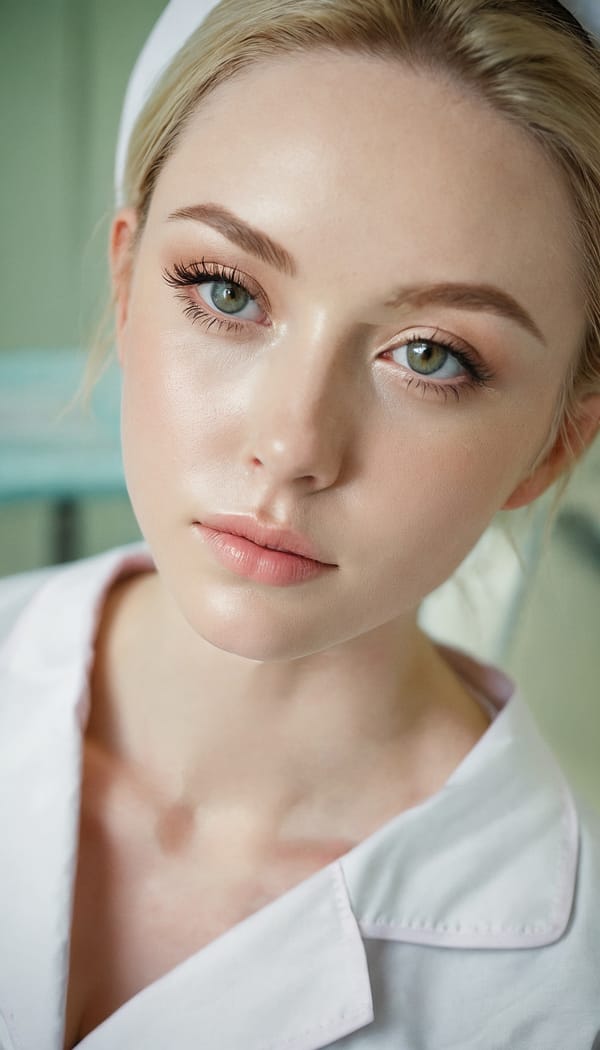 Tags: 21872187, SDXL
{"3": {"inputs": {"seed": 852572748668752, "steps": 32, "cfg": 5.93, "sampler_name": "dpmpp_2m", "scheduler": "karras", "denoise": 1.0, "model": ["27", 0], "positive": ["6", 0], "negative": ["7", 0], "latent_image": ["5", 0]}, "class_type": "KSampler"}, "4": {"inputs": {"ckpt_name": "juggernautxl.safetensors"}, "class_type": "CheckpointLoaderSimple"}, "5": {"inputs": {"width": 768, "height": 1344, "batch_size": 1}, "class_type": "EmptyLatentImage"}, "6": {"inputs": {"text": "25 year old girl, (irish:1.12), (sexy lips:1.00), (slim:1.04), (seductive pose:1.14), (temptress:0.97), (pale skin:1.07), (beautiful eyes:0.99), (seductive facial expression:1.00), (double eyelids:1.10), (cute:1.09), (detailed face:1.06), (eyelashes:0.98), (blush:1.10), (on all fours:1.04), (spreading ass cheeks:1.04), (from behind:1.03), (backboob:0.98), (nurse in uniform:1.12) working in a hospital ward, (RAW:1.02), (candid cinema:1.06), (textured skin:1.01), (portra:1.01), (natural looking skin:1.07), (skin fuzz:1.03), (soft lighting:1.06), (film:1.09), (detailed skin:1.09)", "clip": ["27", 1]}, "class_type": "CLIPTextEncode"}, "7": {"inputs": {"text": "(worst quality:1.11), (distorted:1.09), (low resolution:1.05), (bad hands:1.12), (open mouth:1.07), (watermark:1.12), (twisted:1.13)", "clip": ["27", 1]}, "class_type": "CLIPTextEncode"}, "8": {"inputs": {"samples": ["3", 0], "vae": ["4", 2]}, "class_type": "VAEDecode"}, "25": {"inputs": {"lora_name": "nudify_xl.safetensors", "strength_model": 0.11, "strength_clip": 0.04, "model": ["4", 0], "clip": ["4", 1]}, "class_type": "LoraLoader"}, "26": {"inputs": {"lora_name": "shirtlift_SDXL_v2.safetensors", "strength_model": 0.04, "strength_clip": 0.11, "model": ["25", 0], "clip": ["25", 1]}, "class_type": "LoraLoader"}, "27": {"inputs": {"lora_name": "PerfectEyesXL.safetensors", "strength_model": 0.06, "strength_clip": 0.09, "model": ["26", 0], "clip": ["26", 1]}, "class_type": "LoraLoader"}, "30": {"inputs": {"model_name": "4x_NMKD-Superscale-SP_178000_G.pth"}, "class_type": "UpscaleModelLoader"}, "31": {"inputs": {"upscale_model": ["30", 0], "image": ["8", 0]}, "class_type": "ImageUpscaleWithModel"}, "32": {"inputs": {"upscale_method": "lanczos", "scale_by": 0.5, "image": ["31", 0]}, "class_type": "ImageScaleBy"}, "33": {"inputs": {"pixels": ["32", 0], "vae": ["4", 2]}, "class_type": "VAEEncode"}, "34": {"inputs": {"seed": 852572748668752, "steps": 32, "cfg": 5.93, "sampler_name": "dpmpp_2m", "scheduler": "karras", "denoise": 0.3, "model": ["27", 0], "positive": ["6", 0], "negative": ["7", 0], "latent_image": ["33", 0]}, "class_type": "KSampler"}, "36": {"inputs": {"samples": ["34", 0], "vae": ["4", 2]}, "class_type": "VAEDecode"}, "39": {"inputs": {"filename_prefix": "comfyapi-1724656543691", "images": ["36", 0]}, "class_type": "SaveImage"}}