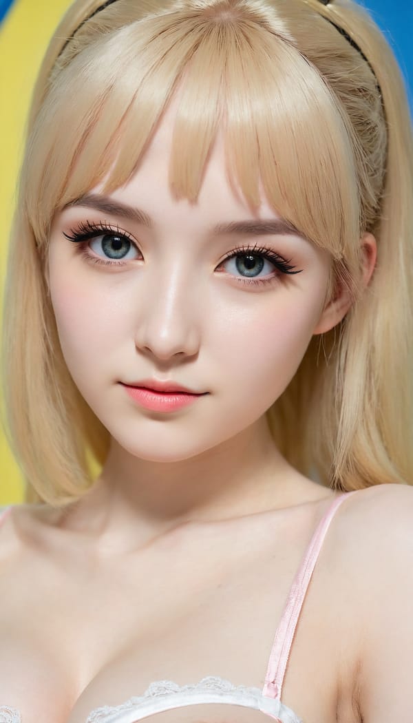 Tags: 21872187, SDXL
{"3": {"inputs": {"seed": 814402996116246, "steps": 64, "cfg": 6.4, "sampler_name": "dpmpp_2m", "scheduler": "karras", "denoise": 1.0, "model": ["27", 0], "positive": ["6", 0], "negative": ["7", 0], "latent_image": ["5", 0]}, "class_type": "KSampler"}, "4": {"inputs": {"ckpt_name": "juggernautXL_v8Rundiffusion.safetensors"}, "class_type": "CheckpointLoaderSimple"}, "5": {"inputs": {"width": 768, "height": 1344, "batch_size": 1}, "class_type": "EmptyLatentImage"}, "6": {"inputs": {"text": "19 year old girl, (ukrainian:1.08), (russian:0.96), (seductive facial expression:1.09), (idol:1.10), (pale skin:1.11), (slim:1.00), (detailed face:1.05), (seductive pose:1.10), (beautiful eyes:1.08), (double eyelids:1.02), (cute:0.98), (sexy lips:1.07), (eyelashes:0.99), (temptress:1.06), (blush:1.12), (in a seductive pose:1.08), (large perky breasts:1.01), (cleavage:1.06), (thigh gap:1.10), (in a cosplay:1.04) at comiket posing for camera, (textured skin:1.01), (skin fuzz:1.02), (film:1.05), (portra:1.05), (natural looking skin:1.01), (detailed skin:1.08), (RAW:1.01), (soft lighting:1.07), (candid cinema:1.05)", "clip": ["27", 1]}, "class_type": "CLIPTextEncode"}, "7": {"inputs": {"text": "(bad hands:1.07), (low resolution:1.07), (distorted:1.05), (open mouth:1.07), (watermark:1.07), (worst quality:1.08)", "clip": ["27", 1]}, "class_type": "CLIPTextEncode"}, "8": {"inputs": {"samples": ["3", 0], "vae": ["4", 2]}, "class_type": "VAEDecode"}, "25": {"inputs": {"lora_name": "nudify_xl.safetensors", "strength_model": 0.12, "strength_clip": 0.06, "model": ["4", 0], "clip": ["4", 1]}, "class_type": "LoraLoader"}, "26": {"inputs": {"lora_name": "shirtlift_SDXL_v2.safetensors", "strength_model": 0.15, "strength_clip": 0.03, "model": ["25", 0], "clip": ["25", 1]}, "class_type": "LoraLoader"}, "27": {"inputs": {"lora_name": "PerfectEyesXL.safetensors", "strength_model": 0.05, "strength_clip": 0.11, "model": ["26", 0], "clip": ["26", 1]}, "class_type": "LoraLoader"}, "30": {"inputs": {"model_name": "4x_NMKD-Superscale-SP_178000_G.pth"}, "class_type": "UpscaleModelLoader"}, "31": {"inputs": {"upscale_model": ["30", 0], "image": ["8", 0]}, "class_type": "ImageUpscaleWithModel"}, "32": {"inputs": {"upscale_method": "lanczos", "scale_by": 0.5, "image": ["31", 0]}, "class_type": "ImageScaleBy"}, "33": {"inputs": {"pixels": ["32", 0], "vae": ["4", 2]}, "class_type": "VAEEncode"}, "34": {"inputs": {"seed": 814402996116246, "steps": 64, "cfg": 6.4, "sampler_name": "dpmpp_2m", "scheduler": "karras", "denoise": 0.3, "model": ["27", 0], "positive": ["6", 0], "negative": ["7", 0], "latent_image": ["33", 0]}, "class_type": "KSampler"}, "36": {"inputs": {"samples": ["34", 0], "vae": ["4", 2]}, "class_type": "VAEDecode"}, "39": {"inputs": {"filename_prefix": "comfyapi-1707769572129", "images": ["36", 0]}, "class_type": "SaveImage"}}