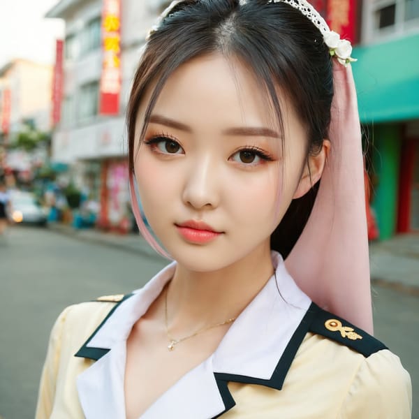 Tags: 21872187, SDXL
{"3": {"inputs": {"seed": 520579040131653, "steps": 32, "cfg": 6.78, "sampler_name": "dpmpp_2m", "scheduler": "karras", "denoise": 1.0, "model": ["27", 0], "positive": ["6", 0], "negative": ["7", 0], "latent_image": ["5", 0]}, "class_type": "KSampler"}, "4": {"inputs": {"ckpt_name": "juggernautxl.safetensors"}, "class_type": "CheckpointLoaderSimple"}, "5": {"inputs": {"width": 1024, "height": 1024, "batch_size": 1}, "class_type": "EmptyLatentImage"}, "6": {"inputs": {"text": "26 year old girl, (chinese:0.95), (irish:1.09), (ukrainian:1.02), (double eyelids:1.12), (temptress:1.10), (sexy lips:1.01), (beautiful eyes:1.06), (slim:1.10), (detailed face:1.10), (idol:0.99), (seductive pose:1.10), (seductive facial expression:1.10), (blush:0.95), (pale skin:1.01), (eyelashes:0.95), (cute:0.95), (in a seductive pose:1.06), (large perky breasts:0.99), (cleavage:1.05), (thigh gap:1.10), (school uniform:1.13), choker, busy street, (natural looking skin:1.01), (soft lighting:1.08), (skin fuzz:1.01), (film:1.06), (detailed skin:1.03), (candid cinema:1.08), (textured skin:1.02), (RAW:1.08), (portra:1.04)", "clip": ["27", 1]}, "class_type": "CLIPTextEncode"}, "7": {"inputs": {"text": "(watermark:1.10), (bad hands:1.07), (twisted:1.13), (worst quality:1.06), (open mouth:1.08), (low resolution:1.12), (distorted:1.13)", "clip": ["27", 1]}, "class_type": "CLIPTextEncode"}, "8": {"inputs": {"samples": ["3", 0], "vae": ["4", 2]}, "class_type": "VAEDecode"}, "25": {"inputs": {"lora_name": "nudify_xl.safetensors", "strength_model": 0.27, "strength_clip": 0.01, "model": ["4", 0], "clip": ["4", 1]}, "class_type": "LoraLoader"}, "26": {"inputs": {"lora_name": "shirtlift_SDXL_v2.safetensors", "strength_model": 0.19, "strength_clip": 0.14, "model": ["25", 0], "clip": ["25", 1]}, "class_type": "LoraLoader"}, "27": {"inputs": {"lora_name": "PerfectEyesXL.safetensors", "strength_model": 0.15, "strength_clip": 0.18, "model": ["26", 0], "clip": ["26", 1]}, "class_type": "LoraLoader"}, "30": {"inputs": {"model_name": "4x_NMKD-Superscale-SP_178000_G.pth"}, "class_type": "UpscaleModelLoader"}, "31": {"inputs": {"upscale_model": ["30", 0], "image": ["8", 0]}, "class_type": "ImageUpscaleWithModel"}, "32": {"inputs": {"upscale_method": "lanczos", "scale_by": 0.5, "image": ["31", 0]}, "class_type": "ImageScaleBy"}, "33": {"inputs": {"pixels": ["32", 0], "vae": ["4", 2]}, "class_type": "VAEEncode"}, "34": {"inputs": {"seed": 520579040131653, "steps": 32, "cfg": 6.78, "sampler_name": "dpmpp_2m", "scheduler": "karras", "denoise": 0.3, "model": ["27", 0], "positive": ["6", 0], "negative": ["7", 0], "latent_image": ["33", 0]}, "class_type": "KSampler"}, "36": {"inputs": {"samples": ["34", 0], "vae": ["4", 2]}, "class_type": "VAEDecode"}, "39": {"inputs": {"filename_prefix": "comfyapi-1727900507945", "images": ["36", 0]}, "class_type": "SaveImage"}}