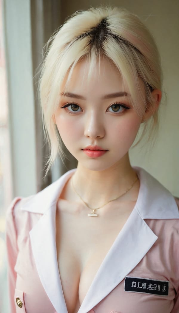Tags: 21872187, SDXL
{"3": {"inputs": {"seed": 608947754004180, "steps": 64, "cfg": 7.34, "sampler_name": "dpmpp_2m", "scheduler": "karras", "denoise": 1.0, "model": ["27", 0], "positive": ["6", 0], "negative": ["7", 0], "latent_image": ["5", 0]}, "class_type": "KSampler"}, "4": {"inputs": {"ckpt_name": "juggernautxl.safetensors"}, "class_type": "CheckpointLoaderSimple"}, "5": {"inputs": {"width": 768, "height": 1344, "batch_size": 1}, "class_type": "EmptyLatentImage"}, "6": {"inputs": {"text": "23 year old girl, (sexy lips:1.13), (blush:1.13), (temptress:1.04), (slim:1.12), (pale skin:1.14), (seductive pose:1.02), (double eyelids:1.04), (eyelashes:0.98), (beautiful eyes:1.11), (seductive facial expression:1.13), (idol:0.99), (cute:0.99), (detailed face:1.07), (in a seductive pose:1.00), (large perky breasts:0.99), (cleavage:1.05), (thigh gap:1.03), (school uniform:1.05), choker, busy street, (portra:1.01), (RAW:1.06), (natural looking skin:1.04), (detailed skin:1.00), (soft lighting:1.06), (skin fuzz:1.04), (textured skin:1.04), (candid cinema:1.03), (film:1.06)", "clip": ["27", 1]}, "class_type": "CLIPTextEncode"}, "7": {"inputs": {"text": "(bad hands:1.14), (twisted:1.05), (low resolution:1.08), (watermark:1.13), (worst quality:1.09), (distorted:1.13), (open mouth:1.07)", "clip": ["27", 1]}, "class_type": "CLIPTextEncode"}, "8": {"inputs": {"samples": ["3", 0], "vae": ["4", 2]}, "class_type": "VAEDecode"}, "25": {"inputs": {"lora_name": "nudify_xl.safetensors", "strength_model": 0.29, "strength_clip": 0.32, "model": ["4", 0], "clip": ["4", 1]}, "class_type": "LoraLoader"}, "26": {"inputs": {"lora_name": "shirtlift_SDXL_v2.safetensors", "strength_model": 0.01, "strength_clip": 0.01, "model": ["25", 0], "clip": ["25", 1]}, "class_type": "LoraLoader"}, "27": {"inputs": {"lora_name": "PerfectEyesXL.safetensors", "strength_model": 0.04, "strength_clip": 0.14, "model": ["26", 0], "clip": ["26", 1]}, "class_type": "LoraLoader"}, "30": {"inputs": {"model_name": "4x_NMKD-Superscale-SP_178000_G.pth"}, "class_type": "UpscaleModelLoader"}, "31": {"inputs": {"upscale_model": ["30", 0], "image": ["8", 0]}, "class_type": "ImageUpscaleWithModel"}, "32": {"inputs": {"upscale_method": "lanczos", "scale_by": 0.5, "image": ["31", 0]}, "class_type": "ImageScaleBy"}, "33": {"inputs": {"pixels": ["32", 0], "vae": ["4", 2]}, "class_type": "VAEEncode"}, "34": {"inputs": {"seed": 608947754004180, "steps": 64, "cfg": 7.34, "sampler_name": "dpmpp_2m", "scheduler": "karras", "denoise": 0.3, "model": ["27", 0], "positive": ["6", 0], "negative": ["7", 0], "latent_image": ["33", 0]}, "class_type": "KSampler"}, "36": {"inputs": {"samples": ["34", 0], "vae": ["4", 2]}, "class_type": "VAEDecode"}, "39": {"inputs": {"filename_prefix": "comfyapi-1710368070277", "images": ["36", 0]}, "class_type": "SaveImage"}}