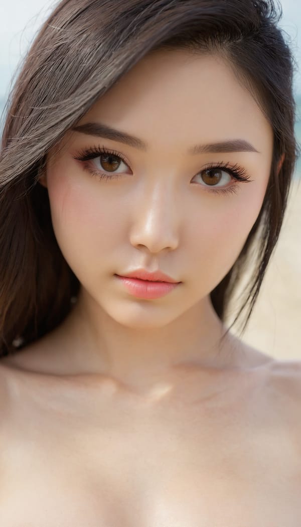 Tags: 21872187, SDXL
{"3": {"inputs": {"seed": 326442245664481, "steps": 64, "cfg": 6.48, "sampler_name": "dpmpp_2m", "scheduler": "karras", "denoise": 1.0, "model": ["27", 0], "positive": ["6", 0], "negative": ["7", 0], "latent_image": ["5", 0]}, "class_type": "KSampler"}, "4": {"inputs": {"ckpt_name": "juggernautxl.safetensors"}, "class_type": "CheckpointLoaderSimple"}, "5": {"inputs": {"width": 768, "height": 1344, "batch_size": 1}, "class_type": "EmptyLatentImage"}, "6": {"inputs": {"text": "27 year old girl, (double eyelids:1.05), (seductive pose:1.08), (seductive facial expression:1.12), (sexy lips:1.10), (blush:0.98), (idol:1.11), (detailed face:1.07), (cute:0.98), (beautiful eyes:1.12), (slim:1.09), (pale skin:1.05), (temptress:0.97), (eyelashes:1.12), (perky ass:1.01), (exposed ass:1.07), (looking back:1.10), (sexy ass:1.14), (thigh gap:1.11), wearing (bikini:1.05) at a beach, (RAW:1.07), (film:1.02), (skin fuzz:1.03), (portra:1.09), (detailed skin:1.09), (textured skin:1.00), (natural looking skin:1.01), (soft lighting:1.06)", "clip": ["27", 1]}, "class_type": "CLIPTextEncode"}, "7": {"inputs": {"text": "(open mouth:1.06), (twisted:1.14), (bad hands:1.06), (low resolution:1.06), (distorted:1.11), (watermark:1.12), (worst quality:1.10)", "clip": ["27", 1]}, "class_type": "CLIPTextEncode"}, "8": {"inputs": {"samples": ["3", 0], "vae": ["4", 2]}, "class_type": "VAEDecode"}, "25": {"inputs": {"lora_name": "nudify_xl.safetensors", "strength_model": 0.17, "strength_clip": 0.06, "model": ["4", 0], "clip": ["4", 1]}, "class_type": "LoraLoader"}, "26": {"inputs": {"lora_name": "shirtlift_SDXL_v2.safetensors", "strength_model": 0.1, "strength_clip": 0.02, "model": ["25", 0], "clip": ["25", 1]}, "class_type": "LoraLoader"}, "27": {"inputs": {"lora_name": "PerfectEyesXL.safetensors", "strength_model": 0.18, "strength_clip": 0.12, "model": ["26", 0], "clip": ["26", 1]}, "class_type": "LoraLoader"}, "30": {"inputs": {"model_name": "4x_NMKD-Superscale-SP_178000_G.pth"}, "class_type": "UpscaleModelLoader"}, "31": {"inputs": {"upscale_model": ["30", 0], "image": ["8", 0]}, "class_type": "ImageUpscaleWithModel"}, "32": {"inputs": {"upscale_method": "lanczos", "scale_by": 0.5, "image": ["31", 0]}, "class_type": "ImageScaleBy"}, "33": {"inputs": {"pixels": ["32", 0], "vae": ["4", 2]}, "class_type": "VAEEncode"}, "34": {"inputs": {"seed": 326442245664481, "steps": 64, "cfg": 6.48, "sampler_name": "dpmpp_2m", "scheduler": "karras", "denoise": 0.3, "model": ["27", 0], "positive": ["6", 0], "negative": ["7", 0], "latent_image": ["33", 0]}, "class_type": "KSampler"}, "36": {"inputs": {"samples": ["34", 0], "vae": ["4", 2]}, "class_type": "VAEDecode"}, "39": {"inputs": {"filename_prefix": "comfyapi-1719041193980", "images": ["36", 0]}, "class_type": "SaveImage"}}