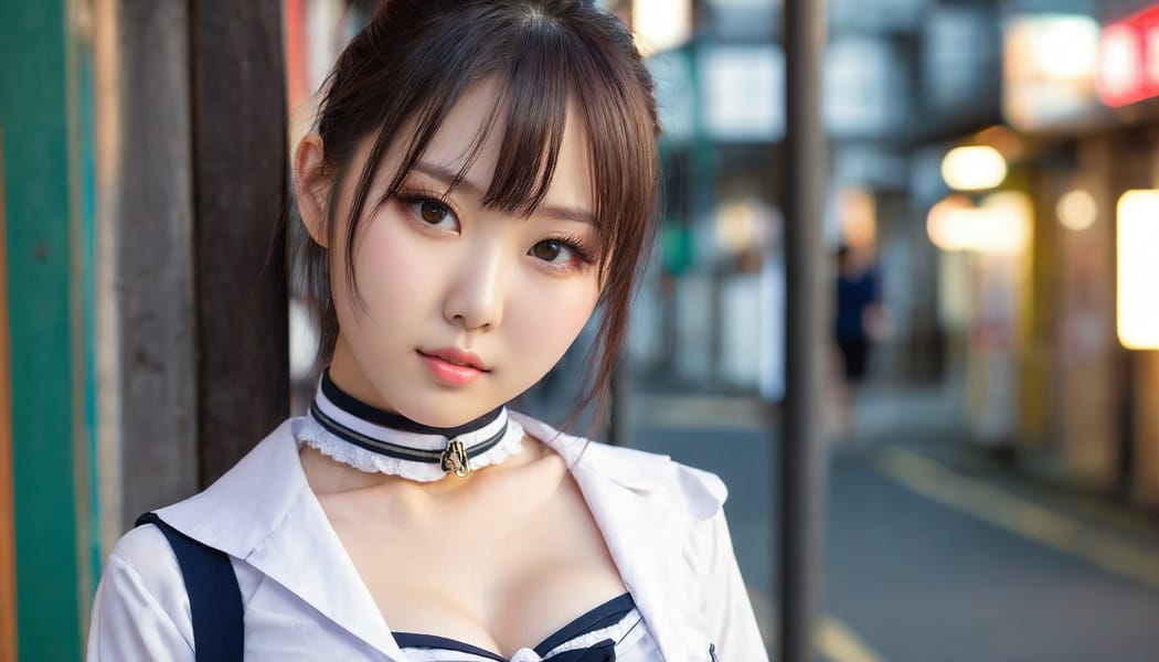 Tags: 21872187, SDXL
{"3": {"inputs": {"seed": 449931676145433, "steps": 32, "cfg": 5.89, "sampler_name": "dpmpp_2m", "scheduler": "karras", "denoise": 1.0, "model": ["27", 0], "positive": ["6", 0], "negative": ["7", 0], "latent_image": ["5", 0]}, "class_type": "KSampler"}, "4": {"inputs": {"ckpt_name": "juggernautxl.safetensors"}, "class_type": "CheckpointLoaderSimple"}, "5": {"inputs": {"width": 1344, "height": 768, "batch_size": 1}, "class_type": "EmptyLatentImage"}, "6": {"inputs": {"text": "19 year old girl, (japanese:1.05), (taiwanese:1.11), (idol:0.99), (seductive pose:1.14), (eyelashes:1.03), (detailed face:1.11), (seductive facial expression:1.05), (beautiful eyes:1.05), (sexy lips:1.02), (blush:0.98), (slim:1.02), (cute:0.96), (pale skin:1.06), (temptress:1.13), (double eyelids:1.06), (in a seductive pose:0.99), (large perky breasts:1.06), (cleavage:0.99), (thigh gap:0.97), (school uniform:1.13), choker, busy street, (RAW:1.07), (soft lighting:1.02), (natural looking skin:1.09), (portra:1.00), (film:1.03), (candid cinema:1.00), (skin fuzz:1.08), (detailed skin:1.03), (textured skin:1.00)", "clip": ["27", 1]}, "class_type": "CLIPTextEncode"}, "7": {"inputs": {"text": "(twisted:1.12), (watermark:1.05), (distorted:1.08), (low resolution:1.07), (bad hands:1.14), (worst quality:1.13), (open mouth:1.08)", "clip": ["27", 1]}, "class_type": "CLIPTextEncode"}, "8": {"inputs": {"samples": ["3", 0], "vae": ["4", 2]}, "class_type": "VAEDecode"}, "25": {"inputs": {"lora_name": "nudify_xl.safetensors", "strength_model": 0.03, "strength_clip": 0.02, "model": ["4", 0], "clip": ["4", 1]}, "class_type": "LoraLoader"}, "26": {"inputs": {"lora_name": "shirtlift_SDXL_v2.safetensors", "strength_model": 0.15, "strength_clip": 0.12, "model": ["25", 0], "clip": ["25", 1]}, "class_type": "LoraLoader"}, "27": {"inputs": {"lora_name": "PerfectEyesXL.safetensors", "strength_model": 0.14, "strength_clip": 0.12, "model": ["26", 0], "clip": ["26", 1]}, "class_type": "LoraLoader"}, "30": {"inputs": {"model_name": "4x_NMKD-Superscale-SP_178000_G.pth"}, "class_type": "UpscaleModelLoader"}, "31": {"inputs": {"upscale_model": ["30", 0], "image": ["8", 0]}, "class_type": "ImageUpscaleWithModel"}, "32": {"inputs": {"upscale_method": "lanczos", "scale_by": 0.5, "image": ["31", 0]}, "class_type": "ImageScaleBy"}, "33": {"inputs": {"pixels": ["32", 0], "vae": ["4", 2]}, "class_type": "VAEEncode"}, "34": {"inputs": {"seed": 449931676145433, "steps": 32, "cfg": 5.89, "sampler_name": "dpmpp_2m", "scheduler": "karras", "denoise": 0.3, "model": ["27", 0], "positive": ["6", 0], "negative": ["7", 0], "latent_image": ["33", 0]}, "class_type": "KSampler"}, "36": {"inputs": {"samples": ["34", 0], "vae": ["4", 2]}, "class_type": "VAEDecode"}, "39": {"inputs": {"filename_prefix": "comfyapi-1713749165987", "images": ["36", 0]}, "class_type": "SaveImage"}}