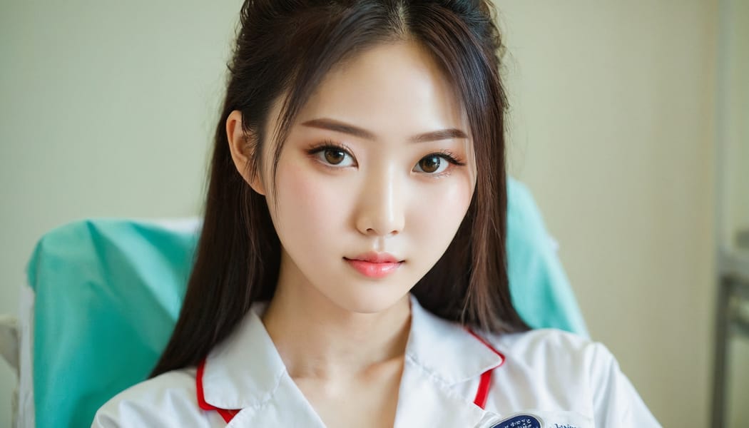 Tags: 21872187, SDXL
{"3": {"inputs": {"seed": 174810948025143, "steps": 64, "cfg": 6.56, "sampler_name": "dpmpp_2m", "scheduler": "karras", "denoise": 1.0, "model": ["27", 0], "positive": ["6", 0], "negative": ["7", 0], "latent_image": ["5", 0]}, "class_type": "KSampler"}, "4": {"inputs": {"ckpt_name": "juggernautxl.safetensors"}, "class_type": "CheckpointLoaderSimple"}, "5": {"inputs": {"width": 1344, "height": 768, "batch_size": 1}, "class_type": "EmptyLatentImage"}, "6": {"inputs": {"text": "18 year old girl, (taiwanese:1.13), (idol:0.97), (beautiful eyes:1.03), (temptress:1.06), (seductive facial expression:1.05), (cute:1.03), (pale skin:1.07), (detailed face:1.02), (seductive pose:1.07), (slim:1.05), (double eyelids:1.04), (blush:0.99), (eyelashes:0.98), (sexy lips:0.95), (in a seductive pose:1.08), (large perky breasts:1.04), (cleavage:1.04), (thigh gap:0.97), (nurse in uniform:1.01) working in a hospital ward, (skin fuzz:1.05), (detailed skin:1.01), (film:1.06), (natural looking skin:1.01), (candid cinema:1.08), (soft lighting:1.08), (RAW:1.07), (textured skin:1.05), (portra:1.02)", "clip": ["27", 1]}, "class_type": "CLIPTextEncode"}, "7": {"inputs": {"text": "(distorted:1.13), (bad hands:1.12), (twisted:1.08), (low resolution:1.06), (open mouth:1.08), (worst quality:1.10), (watermark:1.10)", "clip": ["27", 1]}, "class_type": "CLIPTextEncode"}, "8": {"inputs": {"samples": ["3", 0], "vae": ["4", 2]}, "class_type": "VAEDecode"}, "25": {"inputs": {"lora_name": "nudify_xl.safetensors", "strength_model": 0.07, "strength_clip": 0.26, "model": ["4", 0], "clip": ["4", 1]}, "class_type": "LoraLoader"}, "26": {"inputs": {"lora_name": "shirtlift_SDXL_v2.safetensors", "strength_model": 0.07, "strength_clip": 0.06, "model": ["25", 0], "clip": ["25", 1]}, "class_type": "LoraLoader"}, "27": {"inputs": {"lora_name": "PerfectEyesXL.safetensors", "strength_model": 0.13, "strength_clip": 0.19, "model": ["26", 0], "clip": ["26", 1]}, "class_type": "LoraLoader"}, "30": {"inputs": {"model_name": "4x_NMKD-Superscale-SP_178000_G.pth"}, "class_type": "UpscaleModelLoader"}, "31": {"inputs": {"upscale_model": ["30", 0], "image": ["8", 0]}, "class_type": "ImageUpscaleWithModel"}, "32": {"inputs": {"upscale_method": "lanczos", "scale_by": 0.5, "image": ["31", 0]}, "class_type": "ImageScaleBy"}, "33": {"inputs": {"pixels": ["32", 0], "vae": ["4", 2]}, "class_type": "VAEEncode"}, "34": {"inputs": {"seed": 174810948025143, "steps": 64, "cfg": 6.56, "sampler_name": "dpmpp_2m", "scheduler": "karras", "denoise": 0.3, "model": ["27", 0], "positive": ["6", 0], "negative": ["7", 0], "latent_image": ["33", 0]}, "class_type": "KSampler"}, "36": {"inputs": {"samples": ["34", 0], "vae": ["4", 2]}, "class_type": "VAEDecode"}, "39": {"inputs": {"filename_prefix": "comfyapi-1715934054342", "images": ["36", 0]}, "class_type": "SaveImage"}}