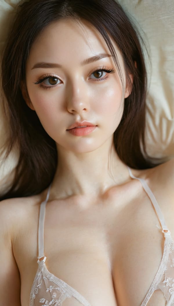 Tags: 21872187, SDXL
{"3": {"inputs": {"seed": 301801365731546, "steps": 64, "cfg": 7.35, "sampler_name": "dpmpp_2m", "scheduler": "karras", "denoise": 1.0, "model": ["27", 0], "positive": ["6", 0], "negative": ["7", 0], "latent_image": ["5", 0]}, "class_type": "KSampler"}, "4": {"inputs": {"ckpt_name": "juggernautxl.safetensors"}, "class_type": "CheckpointLoaderSimple"}, "5": {"inputs": {"width": 768, "height": 1344, "batch_size": 1}, "class_type": "EmptyLatentImage"}, "6": {"inputs": {"text": "27 year old girl, (irish:0.95), (russian:1.03), (japanese:1.01), (pale skin:1.10), (seductive facial expression:0.96), (eyelashes:1.08), (cute:1.06), (beautiful eyes:1.13), (slim:1.09), (sexy lips:0.97), (detailed face:1.00), (double eyelids:1.03), (seductive pose:1.08), (temptress:0.99), (blush:0.99), (idol:1.13), (in a seductive pose:1.09), (large perky breasts:1.00), (cleavage:1.03), (thigh gap:1.00), wearing (lingerie and choker:1.06) on bed, (candid cinema:1.01), (detailed skin:1.05), (RAW:1.09), (natural looking skin:1.02), (textured skin:1.00), (skin fuzz:1.07), (soft lighting:1.08), (portra:1.09), (film:1.01)", "clip": ["27", 1]}, "class_type": "CLIPTextEncode"}, "7": {"inputs": {"text": "(worst quality:1.13), (low resolution:1.09), (bad hands:1.11), (watermark:1.06), (open mouth:1.13), (distorted:1.08), (twisted:1.10)", "clip": ["27", 1]}, "class_type": "CLIPTextEncode"}, "8": {"inputs": {"samples": ["3", 0], "vae": ["4", 2]}, "class_type": "VAEDecode"}, "25": {"inputs": {"lora_name": "nudify_xl.safetensors", "strength_model": 0.02, "strength_clip": 0.11, "model": ["4", 0], "clip": ["4", 1]}, "class_type": "LoraLoader"}, "26": {"inputs": {"lora_name": "shirtlift_SDXL_v2.safetensors", "strength_model": 0.04, "strength_clip": 0.06, "model": ["25", 0], "clip": ["25", 1]}, "class_type": "LoraLoader"}, "27": {"inputs": {"lora_name": "PerfectEyesXL.safetensors", "strength_model": 0.06, "strength_clip": 0.17, "model": ["26", 0], "clip": ["26", 1]}, "class_type": "LoraLoader"}, "30": {"inputs": {"model_name": "4x_NMKD-Superscale-SP_178000_G.pth"}, "class_type": "UpscaleModelLoader"}, "31": {"inputs": {"upscale_model": ["30", 0], "image": ["8", 0]}, "class_type": "ImageUpscaleWithModel"}, "32": {"inputs": {"upscale_method": "lanczos", "scale_by": 0.5, "image": ["31", 0]}, "class_type": "ImageScaleBy"}, "33": {"inputs": {"pixels": ["32", 0], "vae": ["4", 2]}, "class_type": "VAEEncode"}, "34": {"inputs": {"seed": 301801365731546, "steps": 64, "cfg": 7.35, "sampler_name": "dpmpp_2m", "scheduler": "karras", "denoise": 0.3, "model": ["27", 0], "positive": ["6", 0], "negative": ["7", 0], "latent_image": ["33", 0]}, "class_type": "KSampler"}, "36": {"inputs": {"samples": ["34", 0], "vae": ["4", 2]}, "class_type": "VAEDecode"}, "39": {"inputs": {"filename_prefix": "comfyapi-1716653631908", "images": ["36", 0]}, "class_type": "SaveImage"}}