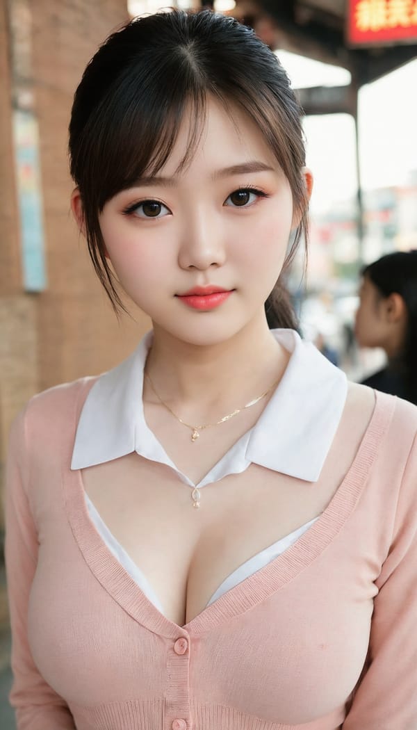 Tags: 21872187, SDXL
{"3": {"inputs": {"seed": 391676384579789, "steps": 64, "cfg": 5.02, "sampler_name": "dpmpp_2m", "scheduler": "karras", "denoise": 1.0, "model": ["27", 0], "positive": ["6", 0], "negative": ["7", 0], "latent_image": ["5", 0]}, "class_type": "KSampler"}, "4": {"inputs": {"ckpt_name": "juggernautXL_v8Rundiffusion.safetensors"}, "class_type": "CheckpointLoaderSimple"}, "5": {"inputs": {"width": 768, "height": 1344, "batch_size": 1}, "class_type": "EmptyLatentImage"}, "6": {"inputs": {"text": "19 year old girl, (chinese:0.97), (cute:0.98), (double eyelids:1.04), (sexy lips:1.09), (beautiful eyes:0.99), (detailed face:0.98), (temptress:0.99), (blush:1.11), (eyelashes:1.03), (pale skin:1.14), (idol:0.98), (seductive pose:1.14), (slim:0.97), (seductive facial expression:1.00), (in a seductive pose:1.00), (large perky breasts:1.05), (cleavage:1.03), (thigh gap:0.95), (school uniform:1.00), choker, busy street, (detailed skin:1.01), (film:1.09), (skin fuzz:1.06), (natural looking skin:1.07), (portra:1.04), (soft lighting:1.08), (candid cinema:1.09), (RAW:1.04), (textured skin:1.05)", "clip": ["27", 1]}, "class_type": "CLIPTextEncode"}, "7": {"inputs": {"text": "(twisted:1.05), (bad hands:1.06), (low resolution:1.10), (worst quality:1.13), (distorted:1.14), (open mouth:1.08), (watermark:1.06)", "clip": ["27", 1]}, "class_type": "CLIPTextEncode"}, "8": {"inputs": {"samples": ["3", 0], "vae": ["4", 2]}, "class_type": "VAEDecode"}, "25": {"inputs": {"lora_name": "nudify_xl.safetensors", "strength_model": 0.08, "strength_clip": 0.17, "model": ["4", 0], "clip": ["4", 1]}, "class_type": "LoraLoader"}, "26": {"inputs": {"lora_name": "shirtlift_SDXL_v2.safetensors", "strength_model": 0.1, "strength_clip": 0.1, "model": ["25", 0], "clip": ["25", 1]}, "class_type": "LoraLoader"}, "27": {"inputs": {"lora_name": "PerfectEyesXL.safetensors", "strength_model": 0.04, "strength_clip": 0.09, "model": ["26", 0], "clip": ["26", 1]}, "class_type": "LoraLoader"}, "30": {"inputs": {"model_name": "4x_NMKD-Superscale-SP_178000_G.pth"}, "class_type": "UpscaleModelLoader"}, "31": {"inputs": {"upscale_model": ["30", 0], "image": ["8", 0]}, "class_type": "ImageUpscaleWithModel"}, "32": {"inputs": {"upscale_method": "lanczos", "scale_by": 0.5, "image": ["31", 0]}, "class_type": "ImageScaleBy"}, "33": {"inputs": {"pixels": ["32", 0], "vae": ["4", 2]}, "class_type": "VAEEncode"}, "34": {"inputs": {"seed": 391676384579789, "steps": 64, "cfg": 5.02, "sampler_name": "dpmpp_2m", "scheduler": "karras", "denoise": 0.3, "model": ["27", 0], "positive": ["6", 0], "negative": ["7", 0], "latent_image": ["33", 0]}, "class_type": "KSampler"}, "36": {"inputs": {"samples": ["34", 0], "vae": ["4", 2]}, "class_type": "VAEDecode"}, "39": {"inputs": {"filename_prefix": "comfyapi-1707858827901", "images": ["36", 0]}, "class_type": "SaveImage"}}