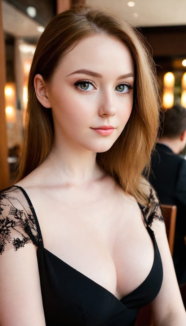 Tags: 21872187, SDXL
{"3": {"inputs": {"seed": 531460627283382, "steps": 32, "cfg": 6.45, "sampler_name": "dpmpp_2m", "scheduler": "karras", "denoise": 1.0, "model": ["27", 0], "positive": ["6", 0], "negative": ["7", 0], "latent_image": ["5", 0]}, "class_type": "KSampler"}, "4": {"inputs": {"ckpt_name": "juggernautXL_v8Rundiffusion.safetensors"}, "class_type": "CheckpointLoaderSimple"}, "5": {"inputs": {"width": 768, "height": 1344, "batch_size": 1}, "class_type": "EmptyLatentImage"}, "6": {"inputs": {"text": "27 year old girl, (irish:1.00), (beautiful eyes:0.95), (temptress:1.13), (slim:1.05), (seductive facial expression:0.99), (detailed face:1.11), (seductive pose:1.02), (eyelashes:1.10), (cute:1.03), (double eyelids:0.97), (sexy lips:1.12), (pale skin:1.11), (blush:1.06), (idol:0.99), (in a seductive pose:1.08), (large perky breasts:1.13), (cleavage:0.98), (thigh gap:0.96), (wearing a little black dress:1.02) at a fine dining restaurant, (candid cinema:1.01), (textured skin:1.00), (skin fuzz:1.01), (portra:1.00), (film:1.06), (soft lighting:1.00), (detailed skin:1.01), (natural looking skin:1.01)", "clip": ["27", 1]}, "class_type": "CLIPTextEncode"}, "7": {"inputs": {"text": "(distorted:1.14), (worst quality:1.08), (twisted:1.08), (open mouth:1.06), (low resolution:1.10), (bad hands:1.14), (watermark:1.07)", "clip": ["27", 1]}, "class_type": "CLIPTextEncode"}, "8": {"inputs": {"samples": ["3", 0], "vae": ["4", 2]}, "class_type": "VAEDecode"}, "25": {"inputs": {"lora_name": "nudify_xl.safetensors", "strength_model": 0.32, "strength_clip": 0.28, "model": ["4", 0], "clip": ["4", 1]}, "class_type": "LoraLoader"}, "26": {"inputs": {"lora_name": "shirtlift_SDXL_v2.safetensors", "strength_model": 0.17, "strength_clip": 0.02, "model": ["25", 0], "clip": ["25", 1]}, "class_type": "LoraLoader"}, "27": {"inputs": {"lora_name": "PerfectEyesXL.safetensors", "strength_model": 0.19, "strength_clip": 0.18, "model": ["26", 0], "clip": ["26", 1]}, "class_type": "LoraLoader"}, "30": {"inputs": {"model_name": "4x_NMKD-Superscale-SP_178000_G.pth"}, "class_type": "UpscaleModelLoader"}, "31": {"inputs": {"upscale_model": ["30", 0], "image": ["8", 0]}, "class_type": "ImageUpscaleWithModel"}, "32": {"inputs": {"upscale_method": "lanczos", "scale_by": 0.5, "image": ["31", 0]}, "class_type": "ImageScaleBy"}, "33": {"inputs": {"pixels": ["32", 0], "vae": ["4", 2]}, "class_type": "VAEEncode"}, "34": {"inputs": {"seed": 531460627283382, "steps": 32, "cfg": 6.45, "sampler_name": "dpmpp_2m", "scheduler": "karras", "denoise": 0.3, "model": ["27", 0], "positive": ["6", 0], "negative": ["7", 0], "latent_image": ["33", 0]}, "class_type": "KSampler"}, "36": {"inputs": {"samples": ["34", 0], "vae": ["4", 2]}, "class_type": "VAEDecode"}, "39": {"inputs": {"filename_prefix": "comfyapi-1708266453970", "images": ["36", 0]}, "class_type": "SaveImage"}}