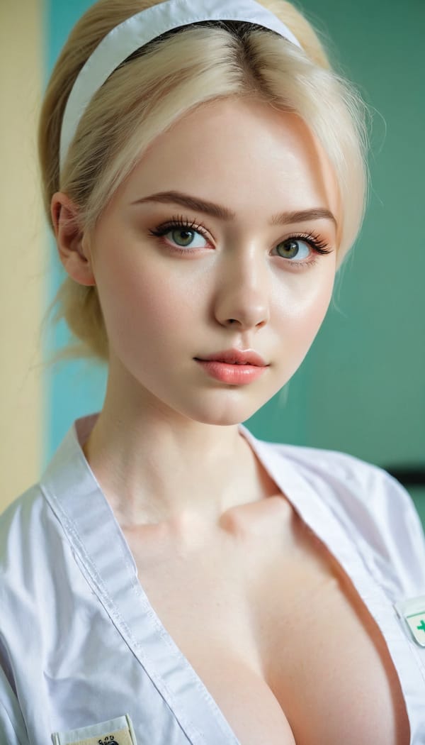 Tags: 21872187, SDXL
{"3": {"inputs": {"seed": 202002387066316, "steps": 32, "cfg": 7.21, "sampler_name": "dpmpp_2m", "scheduler": "karras", "denoise": 1.0, "model": ["27", 0], "positive": ["6", 0], "negative": ["7", 0], "latent_image": ["5", 0]}, "class_type": "KSampler"}, "4": {"inputs": {"ckpt_name": "juggernautxl.safetensors"}, "class_type": "CheckpointLoaderSimple"}, "5": {"inputs": {"width": 768, "height": 1344, "batch_size": 1}, "class_type": "EmptyLatentImage"}, "6": {"inputs": {"text": "20 year old girl, (ukrainian:1.05), (irish:1.11), (temptress:0.98), (cute:1.13), (idol:1.10), (slim:1.08), (sexy lips:1.10), (pale skin:1.03), (seductive facial expression:1.03), (seductive pose:0.95), (eyelashes:1.12), (detailed face:1.00), (double eyelids:0.98), (in a seductive pose:0.95), (large perky breasts:1.01), (cleavage:0.95), (thigh gap:1.05), (nurse in uniform:0.95) working in a hospital ward, (textured skin:1.05), (natural looking skin:1.09), (skin fuzz:1.04), (candid cinema:1.07), (RAW:1.01), (film:1.08), (soft lighting:1.04), (detailed skin:1.01), (portra:1.00)", "clip": ["27", 1]}, "class_type": "CLIPTextEncode"}, "7": {"inputs": {"text": "(twisted:1.06), (bad hands:1.14), (watermark:1.12), (worst quality:1.09), (open mouth:1.14), (distorted:1.09), (low resolution:1.08)", "clip": ["27", 1]}, "class_type": "CLIPTextEncode"}, "8": {"inputs": {"samples": ["3", 0], "vae": ["4", 2]}, "class_type": "VAEDecode"}, "25": {"inputs": {"lora_name": "nudify_xl.safetensors", "strength_model": 0.02, "strength_clip": 0.32, "model": ["4", 0], "clip": ["4", 1]}, "class_type": "LoraLoader"}, "26": {"inputs": {"lora_name": "shirtlift_SDXL_v2.safetensors", "strength_model": 0.08, "strength_clip": 0.12, "model": ["25", 0], "clip": ["25", 1]}, "class_type": "LoraLoader"}, "27": {"inputs": {"lora_name": "PerfectEyesXL.safetensors", "strength_model": 0.1, "strength_clip": 0.0, "model": ["26", 0], "clip": ["26", 1]}, "class_type": "LoraLoader"}, "30": {"inputs": {"model_name": "4x_NMKD-Superscale-SP_178000_G.pth"}, "class_type": "UpscaleModelLoader"}, "31": {"inputs": {"upscale_model": ["30", 0], "image": ["8", 0]}, "class_type": "ImageUpscaleWithModel"}, "32": {"inputs": {"upscale_method": "lanczos", "scale_by": 0.5, "image": ["31", 0]}, "class_type": "ImageScaleBy"}, "33": {"inputs": {"pixels": ["32", 0], "vae": ["4", 2]}, "class_type": "VAEEncode"}, "34": {"inputs": {"seed": 202002387066316, "steps": 32, "cfg": 7.21, "sampler_name": "dpmpp_2m", "scheduler": "karras", "denoise": 0.3, "model": ["27", 0], "positive": ["6", 0], "negative": ["7", 0], "latent_image": ["33", 0]}, "class_type": "KSampler"}, "36": {"inputs": {"samples": ["34", 0], "vae": ["4", 2]}, "class_type": "VAEDecode"}, "39": {"inputs": {"filename_prefix": "comfyapi-1732979158014", "images": ["36", 0]}, "class_type": "SaveImage"}}