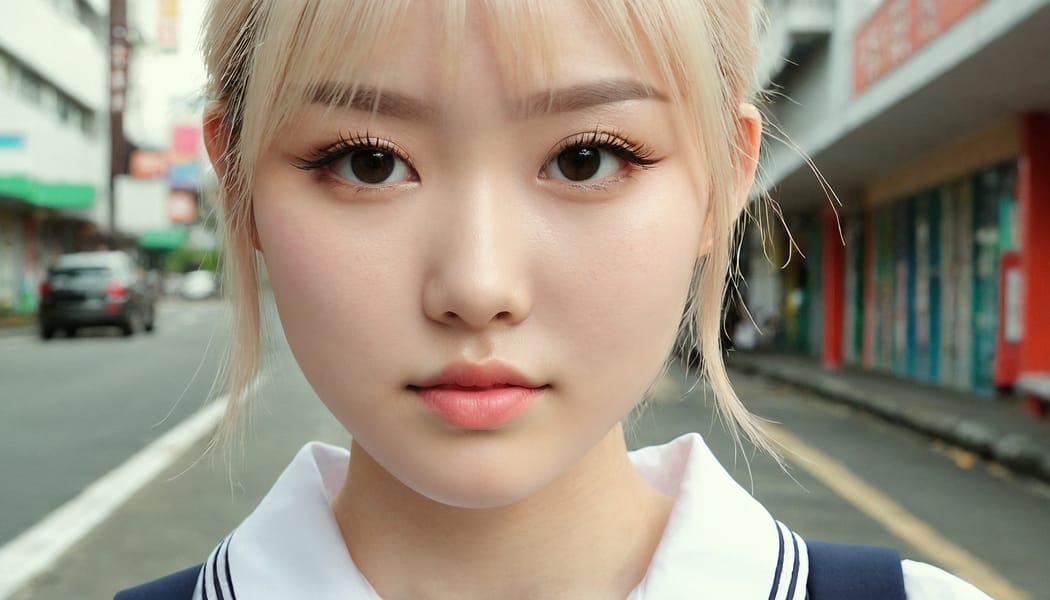 Tags: 21872187, SDXL
{"3": {"inputs": {"seed": 973989898199826, "steps": 64, "cfg": 5.56, "sampler_name": "dpmpp_2m", "scheduler": "karras", "denoise": 1.0, "model": ["27", 0], "positive": ["6", 0], "negative": ["7", 0], "latent_image": ["5", 0]}, "class_type": "KSampler"}, "4": {"inputs": {"ckpt_name": "juggernautxl.safetensors"}, "class_type": "CheckpointLoaderSimple"}, "5": {"inputs": {"width": 1344, "height": 768, "batch_size": 1}, "class_type": "EmptyLatentImage"}, "6": {"inputs": {"text": "21 year old girl, (taiwanese:0.97), (irish:1.04), (blush:0.96), (detailed face:1.12), (cute:1.01), (seductive facial expression:1.07), (eyelashes:1.05), (sexy lips:0.97), (temptress:1.01), (idol:0.99), (double eyelids:1.05), (beautiful eyes:0.98), (pale skin:1.13), (slim:1.03), (perky ass:1.07), (exposed ass:1.10), (looking back:0.95), (sexy ass:1.12), (thigh gap:1.06), (school uniform:1.09), choker, busy street, (RAW:1.08), (film:1.03), (natural looking skin:1.04), (skin fuzz:1.07), (detailed skin:1.03), (candid cinema:1.08), (portra:1.06), (textured skin:1.07), (soft lighting:1.04)", "clip": ["27", 1]}, "class_type": "CLIPTextEncode"}, "7": {"inputs": {"text": "(low resolution:1.10), (watermark:1.10), (open mouth:1.06), (bad hands:1.11), (distorted:1.08), (twisted:1.07), (worst quality:1.09)", "clip": ["27", 1]}, "class_type": "CLIPTextEncode"}, "8": {"inputs": {"samples": ["3", 0], "vae": ["4", 2]}, "class_type": "VAEDecode"}, "25": {"inputs": {"lora_name": "nudify_xl.safetensors", "strength_model": 0.33, "strength_clip": 0.13, "model": ["4", 0], "clip": ["4", 1]}, "class_type": "LoraLoader"}, "26": {"inputs": {"lora_name": "shirtlift_SDXL_v2.safetensors", "strength_model": 0.11, "strength_clip": 0.12, "model": ["25", 0], "clip": ["25", 1]}, "class_type": "LoraLoader"}, "27": {"inputs": {"lora_name": "PerfectEyesXL.safetensors", "strength_model": 0.05, "strength_clip": 0.0, "model": ["26", 0], "clip": ["26", 1]}, "class_type": "LoraLoader"}, "30": {"inputs": {"model_name": "4x_NMKD-Superscale-SP_178000_G.pth"}, "class_type": "UpscaleModelLoader"}, "31": {"inputs": {"upscale_model": ["30", 0], "image": ["8", 0]}, "class_type": "ImageUpscaleWithModel"}, "32": {"inputs": {"upscale_method": "lanczos", "scale_by": 0.5, "image": ["31", 0]}, "class_type": "ImageScaleBy"}, "33": {"inputs": {"pixels": ["32", 0], "vae": ["4", 2]}, "class_type": "VAEEncode"}, "34": {"inputs": {"seed": 973989898199826, "steps": 64, "cfg": 5.56, "sampler_name": "dpmpp_2m", "scheduler": "karras", "denoise": 0.3, "model": ["27", 0], "positive": ["6", 0], "negative": ["7", 0], "latent_image": ["33", 0]}, "class_type": "KSampler"}, "36": {"inputs": {"samples": ["34", 0], "vae": ["4", 2]}, "class_type": "VAEDecode"}, "39": {"inputs": {"filename_prefix": "comfyapi-1732681638680", "images": ["36", 0]}, "class_type": "SaveImage"}}