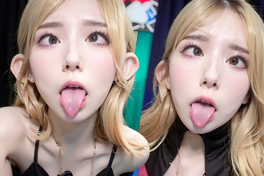 Tags: 21872187
<lora:mix4:0.57>, <lora:JapaneseDollLikeness_v15:0.48>, (russian:0.99), (clubbing:1.18), party, club, <lora:ahegao-x-v4:0.88>, ahegao face, pleasure, extremely detailed eyes, extremely detailed face, cute, (photorealistic:1.01), eyelashes, pale skin, full body portrait, textured skin, 4K, sharp, hyper realistic, tall, (long slim legs:1.08), (thigh gap:1.07), blush, solo, (dramatic:0.94)
Negative prompt: drawings, sketches, paintings, (low quality:2.14), (worst quality:2.06)
Steps: 32, Sampler: DPM++ 2M Karras, CFG scale: 6.57, Seed: 215659157, Size: 768x512, Model hash: fc2511737a, Model: chilloutmix_NiPrunedFp32Fix, Seed resize from: -1x-1, Denoising strength: 0.45, Version: v1.2.1, Hires upscale: 2.0, Hires steps: 16, Hires upscaler: ESRGAN_4x