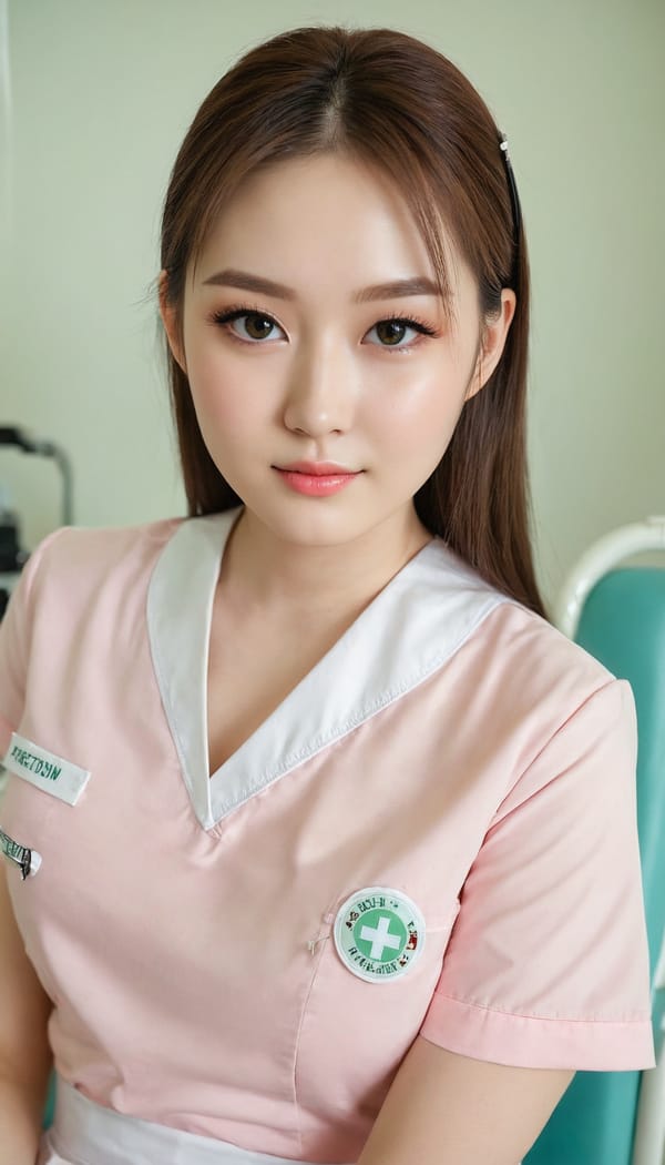 Tags: 21872187, SDXL
{"3": {"inputs": {"seed": 406203451919200, "steps": 64, "cfg": 6.16, "sampler_name": "dpmpp_2m", "scheduler": "karras", "denoise": 1.0, "model": ["27", 0], "positive": ["6", 0], "negative": ["7", 0], "latent_image": ["5", 0]}, "class_type": "KSampler"}, "4": {"inputs": {"ckpt_name": "juggernautXL_v8Rundiffusion.safetensors"}, "class_type": "CheckpointLoaderSimple"}, "5": {"inputs": {"width": 768, "height": 1344, "batch_size": 1}, "class_type": "EmptyLatentImage"}, "6": {"inputs": {"text": "20 year old girl, (irish:0.97), (taiwanese:1.04), (ukrainian:1.00), (seductive facial expression:1.13), (pale skin:1.04), (blush:1.01), (eyelashes:1.14), (slim:1.01), (detailed face:1.01), (sexy lips:1.08), (temptress:1.08), (double eyelids:1.00), (cute:1.12), (idol:1.02), (beautiful eyes:0.96), (in a seductive pose:1.14), (large perky breasts:1.04), (cleavage:1.01), (thigh gap:1.11), (nurse in uniform:1.13) working in a hospital ward, (candid cinema:1.07), (textured skin:1.08), (natural looking skin:1.07), (portra:1.07), (skin fuzz:1.03), (RAW:1.01), (film:1.04), (soft lighting:1.05)", "clip": ["27", 1]}, "class_type": "CLIPTextEncode"}, "7": {"inputs": {"text": "(low resolution:1.09), (watermark:1.14), (worst quality:1.07), (twisted:1.07), (bad hands:1.06), (open mouth:1.11), (distorted:1.06)", "clip": ["27", 1]}, "class_type": "CLIPTextEncode"}, "8": {"inputs": {"samples": ["3", 0], "vae": ["4", 2]}, "class_type": "VAEDecode"}, "25": {"inputs": {"lora_name": "nudify_xl.safetensors", "strength_model": 0.04, "strength_clip": 0.37, "model": ["4", 0], "clip": ["4", 1]}, "class_type": "LoraLoader"}, "26": {"inputs": {"lora_name": "shirtlift_SDXL_v2.safetensors", "strength_model": 0.06, "strength_clip": 0.11, "model": ["25", 0], "clip": ["25", 1]}, "class_type": "LoraLoader"}, "27": {"inputs": {"lora_name": "PerfectEyesXL.safetensors", "strength_model": 0.02, "strength_clip": 0.18, "model": ["26", 0], "clip": ["26", 1]}, "class_type": "LoraLoader"}, "30": {"inputs": {"model_name": "4x_NMKD-Superscale-SP_178000_G.pth"}, "class_type": "UpscaleModelLoader"}, "31": {"inputs": {"upscale_model": ["30", 0], "image": ["8", 0]}, "class_type": "ImageUpscaleWithModel"}, "32": {"inputs": {"upscale_method": "lanczos", "scale_by": 0.5, "image": ["31", 0]}, "class_type": "ImageScaleBy"}, "33": {"inputs": {"pixels": ["32", 0], "vae": ["4", 2]}, "class_type": "VAEEncode"}, "34": {"inputs": {"seed": 406203451919200, "steps": 64, "cfg": 6.16, "sampler_name": "dpmpp_2m", "scheduler": "karras", "denoise": 0.3, "model": ["27", 0], "positive": ["6", 0], "negative": ["7", 0], "latent_image": ["33", 0]}, "class_type": "KSampler"}, "36": {"inputs": {"samples": ["34", 0], "vae": ["4", 2]}, "class_type": "VAEDecode"}, "39": {"inputs": {"filename_prefix": "comfyapi-1707264438381", "images": ["36", 0]}, "class_type": "SaveImage"}}