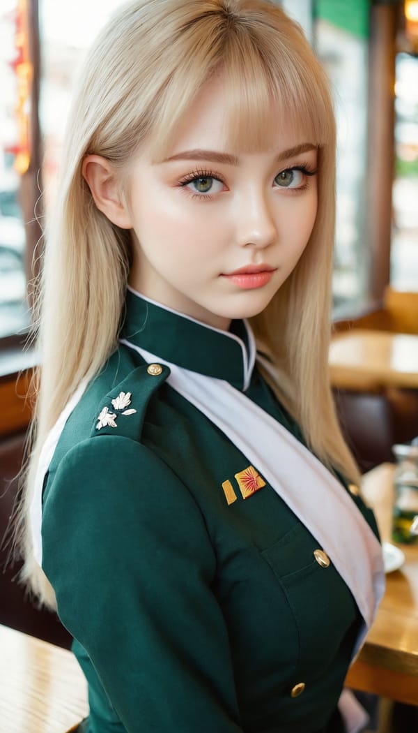 Tags: 21872187, SDXL
{"3": {"inputs": {"seed": 249934936331672, "steps": 64, "cfg": 6.22, "sampler_name": "dpmpp_2m", "scheduler": "karras", "denoise": 1.0, "model": ["27", 0], "positive": ["6", 0], "negative": ["7", 0], "latent_image": ["5", 0]}, "class_type": "KSampler"}, "4": {"inputs": {"ckpt_name": "juggernautxl.safetensors"}, "class_type": "CheckpointLoaderSimple"}, "5": {"inputs": {"width": 768, "height": 1344, "batch_size": 1}, "class_type": "EmptyLatentImage"}, "6": {"inputs": {"text": "18 year old girl, (russian:0.97), (irish:1.13), (ukrainian:1.10), (taiwanese:0.95), (beautiful eyes:1.09), (eyelashes:0.98), (detailed face:1.09), (idol:1.13), (cute:0.98), (pale skin:1.08), (seductive pose:0.96), (sexy lips:1.03), (blush:1.01), (double eyelids:1.05), (slim:0.98), (seductive facial expression:1.06), (temptress:1.10), (in a seductive pose:1.09), (large perky breasts:0.96), (cleavage:0.95), (thigh gap:1.05), (a waitress in uniform:0.99) working at a restaurant, (textured skin:1.09), (soft lighting:1.01), (detailed skin:1.02), (natural looking skin:1.01), (portra:1.02), (film:1.08), (candid cinema:1.07), (RAW:1.05), (skin fuzz:1.05)", "clip": ["27", 1]}, "class_type": "CLIPTextEncode"}, "7": {"inputs": {"text": "(worst quality:1.10), (bad hands:1.07), (twisted:1.09), (watermark:1.09), (distorted:1.14), (low resolution:1.12), (open mouth:1.05)", "clip": ["27", 1]}, "class_type": "CLIPTextEncode"}, "8": {"inputs": {"samples": ["3", 0], "vae": ["4", 2]}, "class_type": "VAEDecode"}, "25": {"inputs": {"lora_name": "nudify_xl.safetensors", "strength_model": 0.13, "strength_clip": 0.03, "model": ["4", 0], "clip": ["4", 1]}, "class_type": "LoraLoader"}, "26": {"inputs": {"lora_name": "shirtlift_SDXL_v2.safetensors", "strength_model": 0.04, "strength_clip": 0.11, "model": ["25", 0], "clip": ["25", 1]}, "class_type": "LoraLoader"}, "27": {"inputs": {"lora_name": "PerfectEyesXL.safetensors", "strength_model": 0.03, "strength_clip": 0.13, "model": ["26", 0], "clip": ["26", 1]}, "class_type": "LoraLoader"}, "30": {"inputs": {"model_name": "4x_NMKD-Superscale-SP_178000_G.pth"}, "class_type": "UpscaleModelLoader"}, "31": {"inputs": {"upscale_model": ["30", 0], "image": ["8", 0]}, "class_type": "ImageUpscaleWithModel"}, "32": {"inputs": {"upscale_method": "lanczos", "scale_by": 0.5, "image": ["31", 0]}, "class_type": "ImageScaleBy"}, "33": {"inputs": {"pixels": ["32", 0], "vae": ["4", 2]}, "class_type": "VAEEncode"}, "34": {"inputs": {"seed": 249934936331672, "steps": 64, "cfg": 6.22, "sampler_name": "dpmpp_2m", "scheduler": "karras", "denoise": 0.3, "model": ["27", 0], "positive": ["6", 0], "negative": ["7", 0], "latent_image": ["33", 0]}, "class_type": "KSampler"}, "36": {"inputs": {"samples": ["34", 0], "vae": ["4", 2]}, "class_type": "VAEDecode"}, "39": {"inputs": {"filename_prefix": "comfyapi-1716322481889", "images": ["36", 0]}, "class_type": "SaveImage"}}