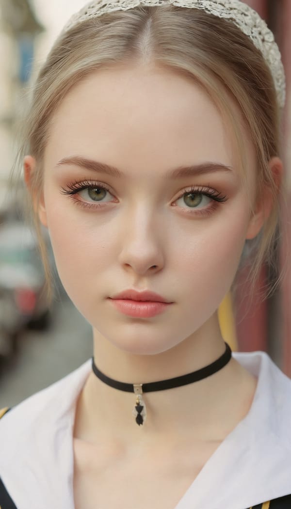 Tags: 21872187, SDXL
{"3": {"inputs": {"seed": 848420909445890, "steps": 32, "cfg": 5.0, "sampler_name": "dpmpp_2m", "scheduler": "karras", "denoise": 1.0, "model": ["27", 0], "positive": ["6", 0], "negative": ["7", 0], "latent_image": ["5", 0]}, "class_type": "KSampler"}, "4": {"inputs": {"ckpt_name": "juggernautxl.safetensors"}, "class_type": "CheckpointLoaderSimple"}, "5": {"inputs": {"width": 768, "height": 1344, "batch_size": 1}, "class_type": "EmptyLatentImage"}, "6": {"inputs": {"text": "20 year old girl, (ukrainian:1.12), (pale skin:0.97), (idol:1.12), (slim:1.02), (seductive facial expression:1.10), (cute:1.14), (eyelashes:1.11), (seductive pose:1.11), (sexy lips:0.95), (temptress:0.97), (double eyelids:1.10), (blush:0.98), (beautiful eyes:1.12), (detailed face:0.99), (in a seductive pose:0.97), (large perky breasts:1.13), (cleavage:1.14), (thigh gap:1.11), (school uniform:0.96), choker, busy street, (detailed skin:1.08), (candid cinema:1.02), (natural looking skin:1.01), (film:1.08), (RAW:1.02), (portra:1.04), (soft lighting:1.01), (skin fuzz:1.01), (textured skin:1.02)", "clip": ["27", 1]}, "class_type": "CLIPTextEncode"}, "7": {"inputs": {"text": "(worst quality:1.06), (open mouth:1.13), (twisted:1.08), (distorted:1.08), (bad hands:1.09), (low resolution:1.11), (watermark:1.08)", "clip": ["27", 1]}, "class_type": "CLIPTextEncode"}, "8": {"inputs": {"samples": ["3", 0], "vae": ["4", 2]}, "class_type": "VAEDecode"}, "25": {"inputs": {"lora_name": "nudify_xl.safetensors", "strength_model": 0.23, "strength_clip": 0.06, "model": ["4", 0], "clip": ["4", 1]}, "class_type": "LoraLoader"}, "26": {"inputs": {"lora_name": "shirtlift_SDXL_v2.safetensors", "strength_model": 0.01, "strength_clip": 0.12, "model": ["25", 0], "clip": ["25", 1]}, "class_type": "LoraLoader"}, "27": {"inputs": {"lora_name": "PerfectEyesXL.safetensors", "strength_model": 0.06, "strength_clip": 0.05, "model": ["26", 0], "clip": ["26", 1]}, "class_type": "LoraLoader"}, "30": {"inputs": {"model_name": "4x_NMKD-Superscale-SP_178000_G.pth"}, "class_type": "UpscaleModelLoader"}, "31": {"inputs": {"upscale_model": ["30", 0], "image": ["8", 0]}, "class_type": "ImageUpscaleWithModel"}, "32": {"inputs": {"upscale_method": "lanczos", "scale_by": 0.5, "image": ["31", 0]}, "class_type": "ImageScaleBy"}, "33": {"inputs": {"pixels": ["32", 0], "vae": ["4", 2]}, "class_type": "VAEEncode"}, "34": {"inputs": {"seed": 848420909445890, "steps": 32, "cfg": 5.0, "sampler_name": "dpmpp_2m", "scheduler": "karras", "denoise": 0.3, "model": ["27", 0], "positive": ["6", 0], "negative": ["7", 0], "latent_image": ["33", 0]}, "class_type": "KSampler"}, "36": {"inputs": {"samples": ["34", 0], "vae": ["4", 2]}, "class_type": "VAEDecode"}, "39": {"inputs": {"filename_prefix": "comfyapi-1726686787532", "images": ["36", 0]}, "class_type": "SaveImage"}}