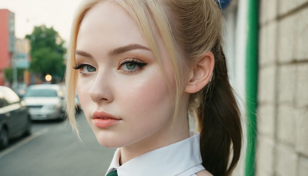 Tags: 21872187, SDXL
{"3": {"inputs": {"seed": 521589082869486, "steps": 64, "cfg": 5.81, "sampler_name": "dpmpp_2m", "scheduler": "karras", "denoise": 1.0, "model": ["27", 0], "positive": ["6", 0], "negative": ["7", 0], "latent_image": ["5", 0]}, "class_type": "KSampler"}, "4": {"inputs": {"ckpt_name": "juggernautxl.safetensors"}, "class_type": "CheckpointLoaderSimple"}, "5": {"inputs": {"width": 1344, "height": 768, "batch_size": 1}, "class_type": "EmptyLatentImage"}, "6": {"inputs": {"text": "28 year old girl, (russian:1.00), (irish:1.12), (blush:0.98), (seductive pose:0.99), (detailed face:1.09), (idol:1.05), (pale skin:1.09), (beautiful eyes:1.03), (sexy lips:1.02), (temptress:1.03), (seductive facial expression:1.12), (slim:1.12), (eyelashes:1.14), (cute:1.07), (double eyelids:1.00), (on all fours:0.99), (spreading ass cheeks:1.08), (from behind:1.08), (backboob:1.14), (school uniform:1.03), choker, busy street, (natural looking skin:1.02), (soft lighting:1.08), (film:1.00), (detailed skin:1.02), (RAW:1.02), (candid cinema:1.04), (textured skin:1.05), (portra:1.06), (skin fuzz:1.04)", "clip": ["27", 1]}, "class_type": "CLIPTextEncode"}, "7": {"inputs": {"text": "(twisted:1.07), (bad hands:1.12), (low resolution:1.06), (watermark:1.08), (distorted:1.13), (open mouth:1.06), (worst quality:1.13)", "clip": ["27", 1]}, "class_type": "CLIPTextEncode"}, "8": {"inputs": {"samples": ["3", 0], "vae": ["4", 2]}, "class_type": "VAEDecode"}, "25": {"inputs": {"lora_name": "nudify_xl.safetensors", "strength_model": 0.16, "strength_clip": 0.0, "model": ["4", 0], "clip": ["4", 1]}, "class_type": "LoraLoader"}, "26": {"inputs": {"lora_name": "shirtlift_SDXL_v2.safetensors", "strength_model": 0.06, "strength_clip": 0.15, "model": ["25", 0], "clip": ["25", 1]}, "class_type": "LoraLoader"}, "27": {"inputs": {"lora_name": "PerfectEyesXL.safetensors", "strength_model": 0.0, "strength_clip": 0.13, "model": ["26", 0], "clip": ["26", 1]}, "class_type": "LoraLoader"}, "30": {"inputs": {"model_name": "4x_NMKD-Superscale-SP_178000_G.pth"}, "class_type": "UpscaleModelLoader"}, "31": {"inputs": {"upscale_model": ["30", 0], "image": ["8", 0]}, "class_type": "ImageUpscaleWithModel"}, "32": {"inputs": {"upscale_method": "lanczos", "scale_by": 0.5, "image": ["31", 0]}, "class_type": "ImageScaleBy"}, "33": {"inputs": {"pixels": ["32", 0], "vae": ["4", 2]}, "class_type": "VAEEncode"}, "34": {"inputs": {"seed": 521589082869486, "steps": 64, "cfg": 5.81, "sampler_name": "dpmpp_2m", "scheduler": "karras", "denoise": 0.3, "model": ["27", 0], "positive": ["6", 0], "negative": ["7", 0], "latent_image": ["33", 0]}, "class_type": "KSampler"}, "36": {"inputs": {"samples": ["34", 0], "vae": ["4", 2]}, "class_type": "VAEDecode"}, "39": {"inputs": {"filename_prefix": "comfyapi-1716667497751", "images": ["36", 0]}, "class_type": "SaveImage"}}