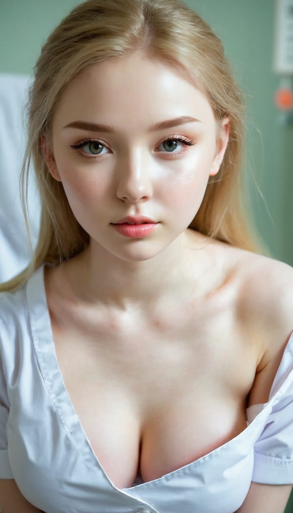 Tags: 21872187, SDXL
{"3": {"inputs": {"seed": 651532891299618, "steps": 64, "cfg": 6.73, "sampler_name": "dpmpp_2m", "scheduler": "karras", "denoise": 1.0, "model": ["27", 0], "positive": ["6", 0], "negative": ["7", 0], "latent_image": ["5", 0]}, "class_type": "KSampler"}, "4": {"inputs": {"ckpt_name": "juggernautxl.safetensors"}, "class_type": "CheckpointLoaderSimple"}, "5": {"inputs": {"width": 768, "height": 1344, "batch_size": 1}, "class_type": "EmptyLatentImage"}, "6": {"inputs": {"text": "19 year old girl, (ukrainian:0.99), (irish:0.95), (seductive pose:0.99), (cute:1.09), (idol:1.13), (blush:1.06), (sexy lips:1.02), (pale skin:0.95), (detailed face:0.99), (eyelashes:1.03), (double eyelids:1.05), (seductive facial expression:1.05), (beautiful eyes:1.08), (temptress:0.99), (on all fours:0.98), (spreading ass cheeks:1.03), (from behind:1.07), (backboob:1.03), (nurse in uniform:1.00) working in a hospital ward, (detailed skin:1.00), (RAW:1.01), (natural looking skin:1.05), (skin fuzz:1.08), (candid cinema:1.02), (soft lighting:1.02), (textured skin:1.06), (film:1.09)", "clip": ["27", 1]}, "class_type": "CLIPTextEncode"}, "7": {"inputs": {"text": "(twisted:1.12), (bad hands:1.13), (low resolution:1.06), (worst quality:1.14), (distorted:1.14), (watermark:1.06), (open mouth:1.07)", "clip": ["27", 1]}, "class_type": "CLIPTextEncode"}, "8": {"inputs": {"samples": ["3", 0], "vae": ["4", 2]}, "class_type": "VAEDecode"}, "25": {"inputs": {"lora_name": "nudify_xl.safetensors", "strength_model": 0.08, "strength_clip": 0.38, "model": ["4", 0], "clip": ["4", 1]}, "class_type": "LoraLoader"}, "26": {"inputs": {"lora_name": "shirtlift_SDXL_v2.safetensors", "strength_model": 0.15, "strength_clip": 0.06, "model": ["25", 0], "clip": ["25", 1]}, "class_type": "LoraLoader"}, "27": {"inputs": {"lora_name": "PerfectEyesXL.safetensors", "strength_model": 0.05, "strength_clip": 0.07, "model": ["26", 0], "clip": ["26", 1]}, "class_type": "LoraLoader"}, "30": {"inputs": {"model_name": "4x_NMKD-Superscale-SP_178000_G.pth"}, "class_type": "UpscaleModelLoader"}, "31": {"inputs": {"upscale_model": ["30", 0], "image": ["8", 0]}, "class_type": "ImageUpscaleWithModel"}, "32": {"inputs": {"upscale_method": "lanczos", "scale_by": 0.5, "image": ["31", 0]}, "class_type": "ImageScaleBy"}, "33": {"inputs": {"pixels": ["32", 0], "vae": ["4", 2]}, "class_type": "VAEEncode"}, "34": {"inputs": {"seed": 651532891299618, "steps": 64, "cfg": 6.73, "sampler_name": "dpmpp_2m", "scheduler": "karras", "denoise": 0.3, "model": ["27", 0], "positive": ["6", 0], "negative": ["7", 0], "latent_image": ["33", 0]}, "class_type": "KSampler"}, "36": {"inputs": {"samples": ["34", 0], "vae": ["4", 2]}, "class_type": "VAEDecode"}, "39": {"inputs": {"filename_prefix": "comfyapi-1713745412379", "images": ["36", 0]}, "class_type": "SaveImage"}}