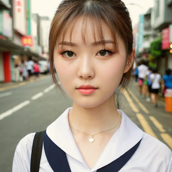 Tags: 21872187, SDXL
{"3": {"inputs": {"seed": 303047087741294, "steps": 32, "cfg": 6.71, "sampler_name": "dpmpp_2m", "scheduler": "karras", "denoise": 1.0, "model": ["27", 0], "positive": ["6", 0], "negative": ["7", 0], "latent_image": ["5", 0]}, "class_type": "KSampler"}, "4": {"inputs": {"ckpt_name": "juggernautxl.safetensors"}, "class_type": "CheckpointLoaderSimple"}, "5": {"inputs": {"width": 1024, "height": 1024, "batch_size": 1}, "class_type": "EmptyLatentImage"}, "6": {"inputs": {"text": "18 year old girl, (taiwanese:1.10), (irish:1.04), (double eyelids:0.98), (beautiful eyes:1.02), (seductive pose:1.12), (eyelashes:1.00), (cute:0.95), (temptress:1.01), (sexy lips:1.08), (slim:0.97), (blush:1.02), (seductive facial expression:0.98), (pale skin:1.13), (detailed face:1.11), (idol:0.95), (in a seductive pose:1.06), (large perky breasts:0.97), (cleavage:1.13), (thigh gap:0.95), (school uniform:1.07), choker, busy street, (soft lighting:1.03), (film:1.06), (portra:1.09), (RAW:1.01), (detailed skin:1.05), (natural looking skin:1.06), (candid cinema:1.08), (skin fuzz:1.06), (textured skin:1.03)", "clip": ["27", 1]}, "class_type": "CLIPTextEncode"}, "7": {"inputs": {"text": "(low resolution:1.08), (watermark:1.12), (worst quality:1.13), (open mouth:1.05), (twisted:1.14), (distorted:1.12), (bad hands:1.11)", "clip": ["27", 1]}, "class_type": "CLIPTextEncode"}, "8": {"inputs": {"samples": ["3", 0], "vae": ["4", 2]}, "class_type": "VAEDecode"}, "25": {"inputs": {"lora_name": "nudify_xl.safetensors", "strength_model": 0.37, "strength_clip": 0.19, "model": ["4", 0], "clip": ["4", 1]}, "class_type": "LoraLoader"}, "26": {"inputs": {"lora_name": "shirtlift_SDXL_v2.safetensors", "strength_model": 0.18, "strength_clip": 0.18, "model": ["25", 0], "clip": ["25", 1]}, "class_type": "LoraLoader"}, "27": {"inputs": {"lora_name": "PerfectEyesXL.safetensors", "strength_model": 0.19, "strength_clip": 0.11, "model": ["26", 0], "clip": ["26", 1]}, "class_type": "LoraLoader"}, "30": {"inputs": {"model_name": "4x_NMKD-Superscale-SP_178000_G.pth"}, "class_type": "UpscaleModelLoader"}, "31": {"inputs": {"upscale_model": ["30", 0], "image": ["8", 0]}, "class_type": "ImageUpscaleWithModel"}, "32": {"inputs": {"upscale_method": "lanczos", "scale_by": 0.5, "image": ["31", 0]}, "class_type": "ImageScaleBy"}, "33": {"inputs": {"pixels": ["32", 0], "vae": ["4", 2]}, "class_type": "VAEEncode"}, "34": {"inputs": {"seed": 303047087741294, "steps": 32, "cfg": 6.71, "sampler_name": "dpmpp_2m", "scheduler": "karras", "denoise": 0.3, "model": ["27", 0], "positive": ["6", 0], "negative": ["7", 0], "latent_image": ["33", 0]}, "class_type": "KSampler"}, "36": {"inputs": {"samples": ["34", 0], "vae": ["4", 2]}, "class_type": "VAEDecode"}, "39": {"inputs": {"filename_prefix": "comfyapi-1714712420598", "images": ["36", 0]}, "class_type": "SaveImage"}}