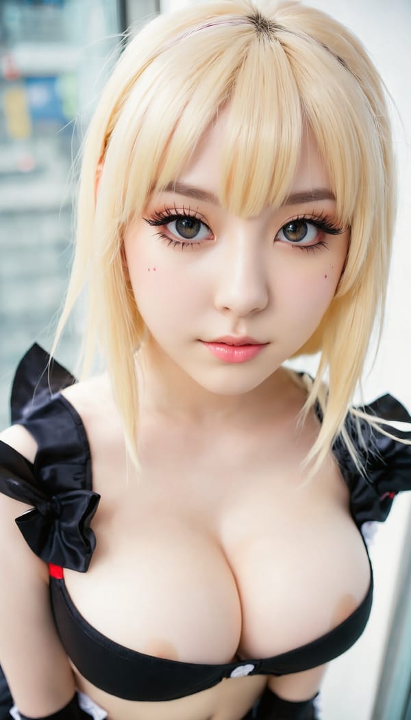 Tags: 21872187, SDXL
{"3": {"inputs": {"seed": 956760266784540, "steps": 64, "cfg": 6.84, "sampler_name": "dpmpp_2m", "scheduler": "karras", "denoise": 1.0, "model": ["27", 0], "positive": ["6", 0], "negative": ["7", 0], "latent_image": ["5", 0]}, "class_type": "KSampler"}, "4": {"inputs": {"ckpt_name": "juggernautxl.safetensors"}, "class_type": "CheckpointLoaderSimple"}, "5": {"inputs": {"width": 768, "height": 1344, "batch_size": 1}, "class_type": "EmptyLatentImage"}, "6": {"inputs": {"text": "24 year old girl, (eyelashes:1.10), (temptress:1.02), (pale skin:0.95), (beautiful eyes:1.07), (seductive pose:1.05), (cute:1.11), (idol:1.13), (seductive facial expression:0.99), (sexy lips:0.97), (blush:1.05), (detailed face:1.08), (double eyelids:1.08), (slim:1.00), (in a seductive pose:0.98), (large perky breasts:0.99), (cleavage:0.95), (thigh gap:0.97), (in a cosplay:1.13) at comiket posing for camera, (natural looking skin:1.02), (portra:1.02), (textured skin:1.05), (film:1.02), (soft lighting:1.08), (RAW:1.03), (detailed skin:1.04), (skin fuzz:1.05), (candid cinema:1.05)", "clip": ["27", 1]}, "class_type": "CLIPTextEncode"}, "7": {"inputs": {"text": "(bad hands:1.14), (worst quality:1.08), (low resolution:1.07), (distorted:1.08), (open mouth:1.06), (twisted:1.14), (watermark:1.12)", "clip": ["27", 1]}, "class_type": "CLIPTextEncode"}, "8": {"inputs": {"samples": ["3", 0], "vae": ["4", 2]}, "class_type": "VAEDecode"}, "25": {"inputs": {"lora_name": "nudify_xl.safetensors", "strength_model": 0.07, "strength_clip": 0.32, "model": ["4", 0], "clip": ["4", 1]}, "class_type": "LoraLoader"}, "26": {"inputs": {"lora_name": "shirtlift_SDXL_v2.safetensors", "strength_model": 0.17, "strength_clip": 0.12, "model": ["25", 0], "clip": ["25", 1]}, "class_type": "LoraLoader"}, "27": {"inputs": {"lora_name": "PerfectEyesXL.safetensors", "strength_model": 0.09, "strength_clip": 0.11, "model": ["26", 0], "clip": ["26", 1]}, "class_type": "LoraLoader"}, "30": {"inputs": {"model_name": "4x_NMKD-Superscale-SP_178000_G.pth"}, "class_type": "UpscaleModelLoader"}, "31": {"inputs": {"upscale_model": ["30", 0], "image": ["8", 0]}, "class_type": "ImageUpscaleWithModel"}, "32": {"inputs": {"upscale_method": "lanczos", "scale_by": 0.5, "image": ["31", 0]}, "class_type": "ImageScaleBy"}, "33": {"inputs": {"pixels": ["32", 0], "vae": ["4", 2]}, "class_type": "VAEEncode"}, "34": {"inputs": {"seed": 956760266784540, "steps": 64, "cfg": 6.84, "sampler_name": "dpmpp_2m", "scheduler": "karras", "denoise": 0.3, "model": ["27", 0], "positive": ["6", 0], "negative": ["7", 0], "latent_image": ["33", 0]}, "class_type": "KSampler"}, "36": {"inputs": {"samples": ["34", 0], "vae": ["4", 2]}, "class_type": "VAEDecode"}, "39": {"inputs": {"filename_prefix": "comfyapi-1718229828174", "images": ["36", 0]}, "class_type": "SaveImage"}}