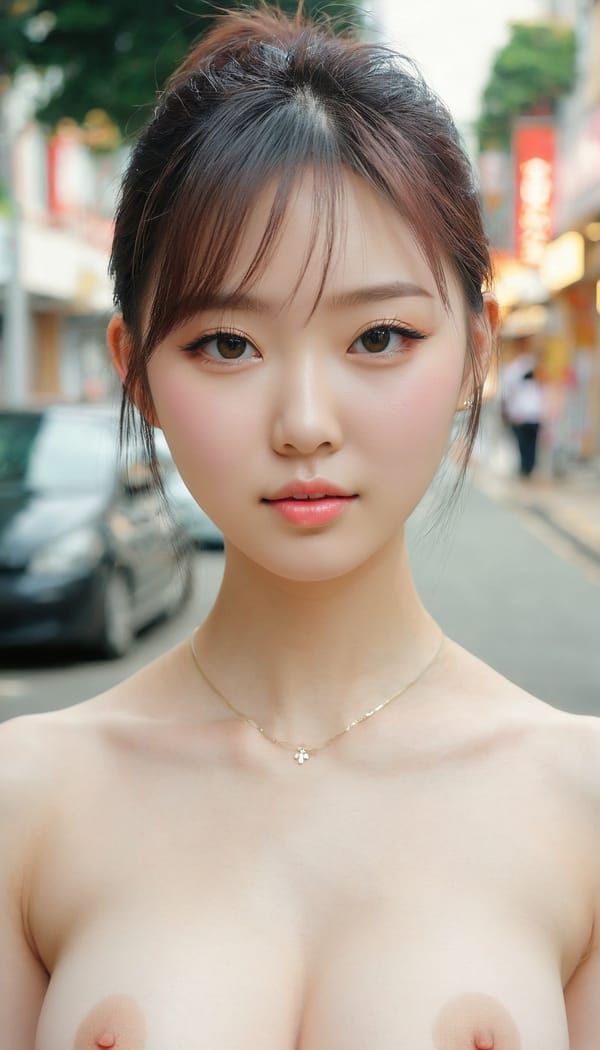 Tags: 21872187, SDXL
{"3": {"inputs": {"seed": 696071104692431, "steps": 32, "cfg": 6.24, "sampler_name": "dpmpp_2m", "scheduler": "karras", "denoise": 1.0, "model": ["27", 0], "positive": ["6", 0], "negative": ["7", 0], "latent_image": ["5", 0]}, "class_type": "KSampler"}, "4": {"inputs": {"ckpt_name": "juggernautxl.safetensors"}, "class_type": "CheckpointLoaderSimple"}, "5": {"inputs": {"width": 768, "height": 1344, "batch_size": 1}, "class_type": "EmptyLatentImage"}, "6": {"inputs": {"text": "22 year old girl, (irish:1.07), (taiwanese:1.09), (ukrainian:1.01), (chinese:1.02), (idol:1.13), (pale skin:1.00), (seductive pose:1.01), (seductive facial expression:0.99), (slim:1.00), (double eyelids:1.12), (sexy lips:0.98), (beautiful eyes:1.07), (blush:1.03), (eyelashes:1.06), (detailed face:1.01), (temptress:1.01), (in a seductive pose:1.07), (large perky breasts:1.04), (cleavage:1.12), (thigh gap:1.14), (school uniform:0.96), choker, busy street, (detailed skin:1.09), (skin fuzz:1.06), (textured skin:1.09), (RAW:1.05), (candid cinema:1.09), (soft lighting:1.04), (film:1.03), (natural looking skin:1.01), (portra:1.07)", "clip": ["27", 1]}, "class_type": "CLIPTextEncode"}, "7": {"inputs": {"text": "(twisted:1.09), (worst quality:1.12), (watermark:1.06), (bad hands:1.09), (low resolution:1.12), (open mouth:1.07), (distorted:1.10)", "clip": ["27", 1]}, "class_type": "CLIPTextEncode"}, "8": {"inputs": {"samples": ["3", 0], "vae": ["4", 2]}, "class_type": "VAEDecode"}, "25": {"inputs": {"lora_name": "nudify_xl.safetensors", "strength_model": 0.1, "strength_clip": 0.1, "model": ["4", 0], "clip": ["4", 1]}, "class_type": "LoraLoader"}, "26": {"inputs": {"lora_name": "shirtlift_SDXL_v2.safetensors", "strength_model": 0.1, "strength_clip": 0.02, "model": ["25", 0], "clip": ["25", 1]}, "class_type": "LoraLoader"}, "27": {"inputs": {"lora_name": "PerfectEyesXL.safetensors", "strength_model": 0.18, "strength_clip": 0.09, "model": ["26", 0], "clip": ["26", 1]}, "class_type": "LoraLoader"}, "30": {"inputs": {"model_name": "4x_NMKD-Superscale-SP_178000_G.pth"}, "class_type": "UpscaleModelLoader"}, "31": {"inputs": {"upscale_model": ["30", 0], "image": ["8", 0]}, "class_type": "ImageUpscaleWithModel"}, "32": {"inputs": {"upscale_method": "lanczos", "scale_by": 0.5, "image": ["31", 0]}, "class_type": "ImageScaleBy"}, "33": {"inputs": {"pixels": ["32", 0], "vae": ["4", 2]}, "class_type": "VAEEncode"}, "34": {"inputs": {"seed": 696071104692431, "steps": 32, "cfg": 6.24, "sampler_name": "dpmpp_2m", "scheduler": "karras", "denoise": 0.3, "model": ["27", 0], "positive": ["6", 0], "negative": ["7", 0], "latent_image": ["33", 0]}, "class_type": "KSampler"}, "36": {"inputs": {"samples": ["34", 0], "vae": ["4", 2]}, "class_type": "VAEDecode"}, "39": {"inputs": {"filename_prefix": "comfyapi-1725805511660", "images": ["36", 0]}, "class_type": "SaveImage"}}