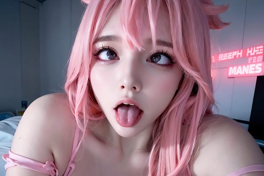 Tags: 21872187
<lora:koreanDollLikeness:0.60>, <lora:YaeMiko_Test:0.76>, (nurse outfit:0.94), hospital ward, <lora:ahegao-x-v4:0.62>, ahegao face, pleasure, extremely detailed eyes, extremely detailed face, cute, sexy lips, eyelashes, pale skin, full body portrait, textured skin, RAW, hyper realistic, tall, solo, (stunningly attractive:1.04), (dramatic:1.03)
Negative prompt: drawings, sketches, black and white, (worst quality:2.20)
Steps: 32, Sampler: DPM++ 2M Karras, CFG scale: 5.25, Seed: 3955393341, Size: 768x512, Model hash: fc2511737a, Model: chilloutmix_NiPrunedFp32Fix, Seed resize from: -1x-1, Denoising strength: 0.3, Version: v1.2.1, Hires upscale: 2.0, Hires steps: 16, Hires upscaler: ESRGAN_4x