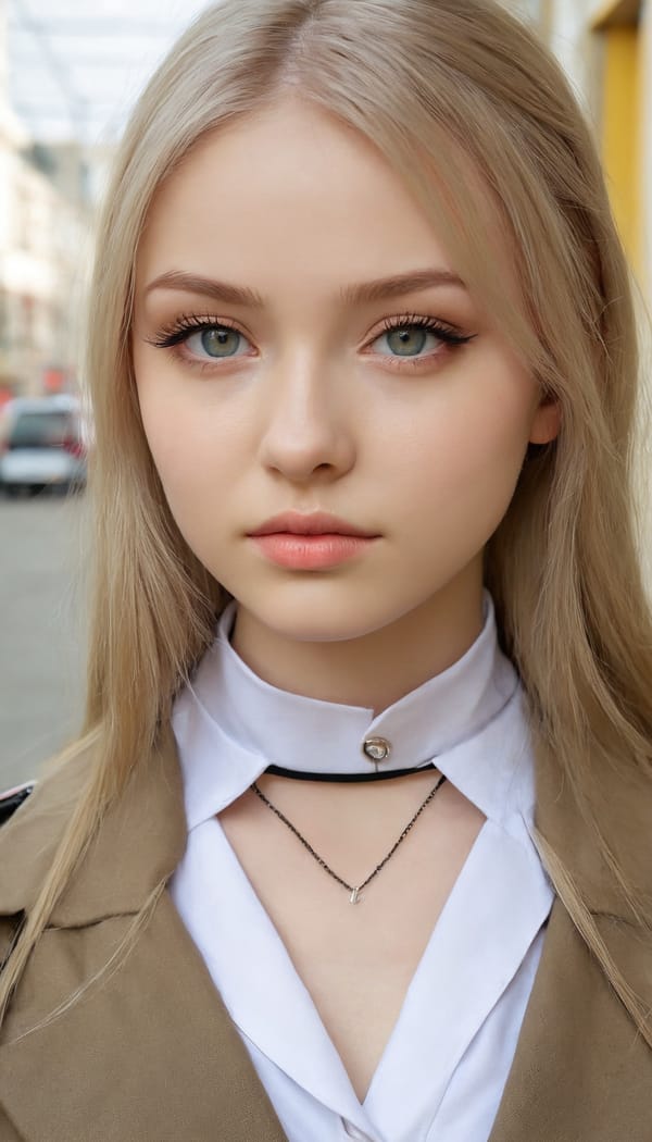 Tags: 21872187, SDXL
{"3": {"inputs": {"seed": 450464338315492, "steps": 64, "cfg": 5.05, "sampler_name": "dpmpp_2m", "scheduler": "karras", "denoise": 1.0, "model": ["27", 0], "positive": ["6", 0], "negative": ["7", 0], "latent_image": ["5", 0]}, "class_type": "KSampler"}, "4": {"inputs": {"ckpt_name": "juggernautxl.safetensors"}, "class_type": "CheckpointLoaderSimple"}, "5": {"inputs": {"width": 768, "height": 1344, "batch_size": 1}, "class_type": "EmptyLatentImage"}, "6": {"inputs": {"text": "20 year old girl, (ukrainian:1.03), (beautiful eyes:0.97), (slim:1.00), (double eyelids:1.06), (sexy lips:1.00), (eyelashes:0.96), (seductive facial expression:0.95), (detailed face:1.11), (temptress:1.11), (idol:1.08), (cute:0.97), (pale skin:1.06), (seductive pose:1.02), (blush:1.02), (in a seductive pose:1.05), (large perky breasts:1.06), (cleavage:0.99), (thigh gap:1.02), (school uniform:1.05), choker, busy street, (candid cinema:1.04), (film:1.01), (skin fuzz:1.03), (portra:1.00), (natural looking skin:1.02), (soft lighting:1.02), (detailed skin:1.08), (RAW:1.05), (textured skin:1.01)", "clip": ["27", 1]}, "class_type": "CLIPTextEncode"}, "7": {"inputs": {"text": "(worst quality:1.10), (low resolution:1.10), (watermark:1.13), (distorted:1.11), (bad hands:1.13), (open mouth:1.10), (twisted:1.14)", "clip": ["27", 1]}, "class_type": "CLIPTextEncode"}, "8": {"inputs": {"samples": ["3", 0], "vae": ["4", 2]}, "class_type": "VAEDecode"}, "25": {"inputs": {"lora_name": "nudify_xl.safetensors", "strength_model": 0.04, "strength_clip": 0.05, "model": ["4", 0], "clip": ["4", 1]}, "class_type": "LoraLoader"}, "26": {"inputs": {"lora_name": "shirtlift_SDXL_v2.safetensors", "strength_model": 0.06, "strength_clip": 0.18, "model": ["25", 0], "clip": ["25", 1]}, "class_type": "LoraLoader"}, "27": {"inputs": {"lora_name": "PerfectEyesXL.safetensors", "strength_model": 0.07, "strength_clip": 0.07, "model": ["26", 0], "clip": ["26", 1]}, "class_type": "LoraLoader"}, "30": {"inputs": {"model_name": "4x_NMKD-Superscale-SP_178000_G.pth"}, "class_type": "UpscaleModelLoader"}, "31": {"inputs": {"upscale_model": ["30", 0], "image": ["8", 0]}, "class_type": "ImageUpscaleWithModel"}, "32": {"inputs": {"upscale_method": "lanczos", "scale_by": 0.5, "image": ["31", 0]}, "class_type": "ImageScaleBy"}, "33": {"inputs": {"pixels": ["32", 0], "vae": ["4", 2]}, "class_type": "VAEEncode"}, "34": {"inputs": {"seed": 450464338315492, "steps": 64, "cfg": 5.05, "sampler_name": "dpmpp_2m", "scheduler": "karras", "denoise": 0.3, "model": ["27", 0], "positive": ["6", 0], "negative": ["7", 0], "latent_image": ["33", 0]}, "class_type": "KSampler"}, "36": {"inputs": {"samples": ["34", 0], "vae": ["4", 2]}, "class_type": "VAEDecode"}, "39": {"inputs": {"filename_prefix": "comfyapi-1717280695966", "images": ["36", 0]}, "class_type": "SaveImage"}}