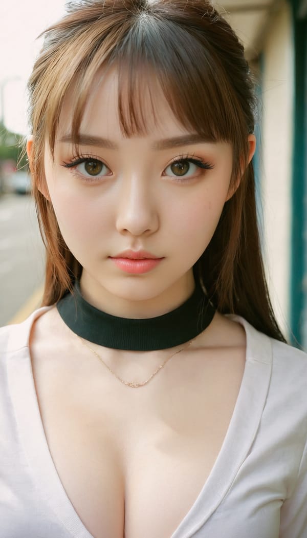 Tags: 21872187, SDXL
{"3": {"inputs": {"seed": 473212431328225, "steps": 32, "cfg": 7.13, "sampler_name": "dpmpp_2m", "scheduler": "karras", "denoise": 1.0, "model": ["27", 0], "positive": ["6", 0], "negative": ["7", 0], "latent_image": ["5", 0]}, "class_type": "KSampler"}, "4": {"inputs": {"ckpt_name": "juggernautxl.safetensors"}, "class_type": "CheckpointLoaderSimple"}, "5": {"inputs": {"width": 768, "height": 1344, "batch_size": 1}, "class_type": "EmptyLatentImage"}, "6": {"inputs": {"text": "24 year old girl, (beautiful eyes:1.10), (seductive facial expression:1.06), (cute:1.07), (double eyelids:1.08), (eyelashes:1.01), (sexy lips:1.01), (slim:1.01), (seductive pose:0.96), (pale skin:0.95), (temptress:0.95), (blush:1.03), (idol:1.07), (in a seductive pose:1.09), (large perky breasts:1.04), (cleavage:1.00), (thigh gap:1.12), (school uniform:1.04), choker, busy street, (film:1.04), (portra:1.04), (detailed skin:1.01), (skin fuzz:1.03), (natural looking skin:1.05), (RAW:1.08), (candid cinema:1.05), (textured skin:1.01), (soft lighting:1.05)", "clip": ["27", 1]}, "class_type": "CLIPTextEncode"}, "7": {"inputs": {"text": "(twisted:1.08), (open mouth:1.07), (watermark:1.11), (low resolution:1.09), (distorted:1.13), (bad hands:1.09), (worst quality:1.07)", "clip": ["27", 1]}, "class_type": "CLIPTextEncode"}, "8": {"inputs": {"samples": ["3", 0], "vae": ["4", 2]}, "class_type": "VAEDecode"}, "25": {"inputs": {"lora_name": "nudify_xl.safetensors", "strength_model": 0.38, "strength_clip": 0.36, "model": ["4", 0], "clip": ["4", 1]}, "class_type": "LoraLoader"}, "26": {"inputs": {"lora_name": "shirtlift_SDXL_v2.safetensors", "strength_model": 0.14, "strength_clip": 0.12, "model": ["25", 0], "clip": ["25", 1]}, "class_type": "LoraLoader"}, "27": {"inputs": {"lora_name": "PerfectEyesXL.safetensors", "strength_model": 0.14, "strength_clip": 0.08, "model": ["26", 0], "clip": ["26", 1]}, "class_type": "LoraLoader"}, "30": {"inputs": {"model_name": "4x_NMKD-Superscale-SP_178000_G.pth"}, "class_type": "UpscaleModelLoader"}, "31": {"inputs": {"upscale_model": ["30", 0], "image": ["8", 0]}, "class_type": "ImageUpscaleWithModel"}, "32": {"inputs": {"upscale_method": "lanczos", "scale_by": 0.5, "image": ["31", 0]}, "class_type": "ImageScaleBy"}, "33": {"inputs": {"pixels": ["32", 0], "vae": ["4", 2]}, "class_type": "VAEEncode"}, "34": {"inputs": {"seed": 473212431328225, "steps": 32, "cfg": 7.13, "sampler_name": "dpmpp_2m", "scheduler": "karras", "denoise": 0.3, "model": ["27", 0], "positive": ["6", 0], "negative": ["7", 0], "latent_image": ["33", 0]}, "class_type": "KSampler"}, "36": {"inputs": {"samples": ["34", 0], "vae": ["4", 2]}, "class_type": "VAEDecode"}, "39": {"inputs": {"filename_prefix": "comfyapi-1735128024723", "images": ["36", 0]}, "class_type": "SaveImage"}}