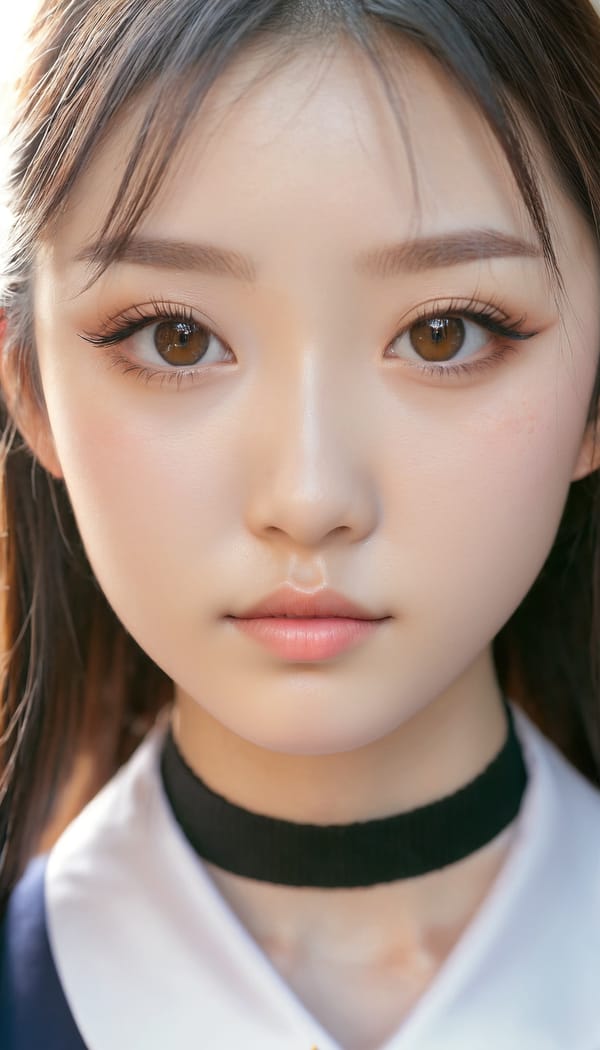 Tags: 21872187, SDXL
{"3": {"inputs": {"seed": 405575899305701, "steps": 64, "cfg": 7.76, "sampler_name": "dpmpp_2m", "scheduler": "karras", "denoise": 1.0, "model": ["27", 0], "positive": ["6", 0], "negative": ["7", 0], "latent_image": ["5", 0]}, "class_type": "KSampler"}, "4": {"inputs": {"ckpt_name": "juggernautxl.safetensors"}, "class_type": "CheckpointLoaderSimple"}, "5": {"inputs": {"width": 768, "height": 1344, "batch_size": 1}, "class_type": "EmptyLatentImage"}, "6": {"inputs": {"text": "19 year old girl, (irish:1.05), (japanese:0.98), (detailed face:0.96), (seductive pose:0.97), (seductive facial expression:0.96), (blush:1.13), (sexy lips:1.04), (idol:0.99), (pale skin:1.04), (cute:1.00), (beautiful eyes:1.07), (eyelashes:1.11), (slim:0.95), (double eyelids:1.13), (in a seductive pose:1.11), (large perky breasts:0.97), (cleavage:1.04), (thigh gap:1.05), (school uniform:1.11), choker, busy street, (candid cinema:1.05), (detailed skin:1.08), (portra:1.07), (RAW:1.09), (skin fuzz:1.04), (film:1.01), (soft lighting:1.00), (textured skin:1.05), (natural looking skin:1.09)", "clip": ["27", 1]}, "class_type": "CLIPTextEncode"}, "7": {"inputs": {"text": "(open mouth:1.14), (bad hands:1.06), (low resolution:1.05), (worst quality:1.14), (watermark:1.09), (twisted:1.05), (distorted:1.09)", "clip": ["27", 1]}, "class_type": "CLIPTextEncode"}, "8": {"inputs": {"samples": ["3", 0], "vae": ["4", 2]}, "class_type": "VAEDecode"}, "25": {"inputs": {"lora_name": "nudify_xl.safetensors", "strength_model": 0.24, "strength_clip": 0.05, "model": ["4", 0], "clip": ["4", 1]}, "class_type": "LoraLoader"}, "26": {"inputs": {"lora_name": "shirtlift_SDXL_v2.safetensors", "strength_model": 0.04, "strength_clip": 0.12, "model": ["25", 0], "clip": ["25", 1]}, "class_type": "LoraLoader"}, "27": {"inputs": {"lora_name": "PerfectEyesXL.safetensors", "strength_model": 0.09, "strength_clip": 0.0, "model": ["26", 0], "clip": ["26", 1]}, "class_type": "LoraLoader"}, "30": {"inputs": {"model_name": "4x_NMKD-Superscale-SP_178000_G.pth"}, "class_type": "UpscaleModelLoader"}, "31": {"inputs": {"upscale_model": ["30", 0], "image": ["8", 0]}, "class_type": "ImageUpscaleWithModel"}, "32": {"inputs": {"upscale_method": "lanczos", "scale_by": 0.5, "image": ["31", 0]}, "class_type": "ImageScaleBy"}, "33": {"inputs": {"pixels": ["32", 0], "vae": ["4", 2]}, "class_type": "VAEEncode"}, "34": {"inputs": {"seed": 405575899305701, "steps": 64, "cfg": 7.76, "sampler_name": "dpmpp_2m", "scheduler": "karras", "denoise": 0.3, "model": ["27", 0], "positive": ["6", 0], "negative": ["7", 0], "latent_image": ["33", 0]}, "class_type": "KSampler"}, "36": {"inputs": {"samples": ["34", 0], "vae": ["4", 2]}, "class_type": "VAEDecode"}, "39": {"inputs": {"filename_prefix": "comfyapi-1731402235139", "images": ["36", 0]}, "class_type": "SaveImage"}}