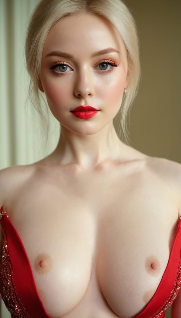 Tags: 21872187, SDXL
{"3": {"inputs": {"seed": 928556487549057, "steps": 64, "cfg": 6.91, "sampler_name": "dpmpp_2m", "scheduler": "karras", "denoise": 1.0, "model": ["27", 0], "positive": ["6", 0], "negative": ["7", 0], "latent_image": ["5", 0]}, "class_type": "KSampler"}, "4": {"inputs": {"ckpt_name": "juggernautxl.safetensors"}, "class_type": "CheckpointLoaderSimple"}, "5": {"inputs": {"width": 768, "height": 1344, "batch_size": 1}, "class_type": "EmptyLatentImage"}, "6": {"inputs": {"text": "27 year old girl, (irish:1.13), (idol:1.05), (seductive pose:1.00), (detailed face:1.13), (sexy lips:1.04), (pale skin:1.05), (eyelashes:0.95), (blush:1.04), (beautiful eyes:0.98), (slim:0.97), (double eyelids:1.11), (seductive facial expression:1.12), (temptress:0.98), (in a seductive pose:0.95), (large perky breasts:0.95), (cleavage:1.06), (thigh gap:1.02), (wearing a low-cut red dress:1.03) at a ballroom, (portra:1.02), (candid cinema:1.01), (soft lighting:1.07), (film:1.02), (RAW:1.07), (textured skin:1.00), (natural looking skin:1.05), (detailed skin:1.04), (skin fuzz:1.02)", "clip": ["27", 1]}, "class_type": "CLIPTextEncode"}, "7": {"inputs": {"text": "(open mouth:1.12), (distorted:1.08), (worst quality:1.06), (bad hands:1.10), (low resolution:1.07), (watermark:1.07), (twisted:1.06)", "clip": ["27", 1]}, "class_type": "CLIPTextEncode"}, "8": {"inputs": {"samples": ["3", 0], "vae": ["4", 2]}, "class_type": "VAEDecode"}, "25": {"inputs": {"lora_name": "nudify_xl.safetensors", "strength_model": 0.09, "strength_clip": 0.17, "model": ["4", 0], "clip": ["4", 1]}, "class_type": "LoraLoader"}, "26": {"inputs": {"lora_name": "shirtlift_SDXL_v2.safetensors", "strength_model": 0.13, "strength_clip": 0.09, "model": ["25", 0], "clip": ["25", 1]}, "class_type": "LoraLoader"}, "27": {"inputs": {"lora_name": "PerfectEyesXL.safetensors", "strength_model": 0.14, "strength_clip": 0.08, "model": ["26", 0], "clip": ["26", 1]}, "class_type": "LoraLoader"}, "30": {"inputs": {"model_name": "4x_NMKD-Superscale-SP_178000_G.pth"}, "class_type": "UpscaleModelLoader"}, "31": {"inputs": {"upscale_model": ["30", 0], "image": ["8", 0]}, "class_type": "ImageUpscaleWithModel"}, "32": {"inputs": {"upscale_method": "lanczos", "scale_by": 0.5, "image": ["31", 0]}, "class_type": "ImageScaleBy"}, "33": {"inputs": {"pixels": ["32", 0], "vae": ["4", 2]}, "class_type": "VAEEncode"}, "34": {"inputs": {"seed": 928556487549057, "steps": 64, "cfg": 6.91, "sampler_name": "dpmpp_2m", "scheduler": "karras", "denoise": 0.3, "model": ["27", 0], "positive": ["6", 0], "negative": ["7", 0], "latent_image": ["33", 0]}, "class_type": "KSampler"}, "36": {"inputs": {"samples": ["34", 0], "vae": ["4", 2]}, "class_type": "VAEDecode"}, "39": {"inputs": {"filename_prefix": "comfyapi-1726031272727", "images": ["36", 0]}, "class_type": "SaveImage"}}